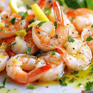 Für dein Zitronen-Knoblauch-Kräuter-Garnelen Rezept brauchst du einige Hauptzutaten. Diese Zutaten machen das Gericht frisch und lecker. Hier ist die Liste: - 450 g große Garnelen, geschält und entdarmt - 3 Esslöffel Olivenöl - 4 Knoblauchzehen, fein gehackt - Saft und Schale von 1 Zitrone - 1 Teelöffel rote Pfefferflocken (optional) Diese Garnelen sind die Hauptdarsteller. Achte darauf, dass sie frisch sind. Die Schale und der Saft der Zitrone geben einen tollen Geschmack. Der Knoblauch bringt eine schöne Würze. Für mehr Geschmack fügen wir einige Kräuter und Gewürze hinzu. Diese machen das Gericht besonders. Hier sind die zusätzlichen Zutaten: - 1 Esslöffel frische Petersilie, gehackt - 1 Esslöffel frisches Basilikum, gehackt - Salz und Pfeffer nach Geschmack Petersilie und Basilikum sind perfekt für frische Aromen. Sie bringen Farbe und Duft in dein Gericht. Du kannst auch rote Pfefferflocken hinzufügen, wenn du es schärfer magst. Die Nährwerte sind wichtig, wenn du auf deine Ernährung achtest. Dieses Gericht hat folgende Angaben: - Vorbereitungszeit: 20 Minuten - Gesamtzeit: 30 Minuten - Portionen: 4 Jede Portion ist leicht und gesund. Garnelen sind reich an Eiweiß und niedrig in Kalorien. Mit frischem Gemüse als Beilage wird das Essen noch besser. Du kannst das gesamte Rezept hier finden: [Full Recipe]. Um die Garnelen perfekt zu marinieren, nehme eine große Schüssel. Du fügst die geschälten und entdarmten Garnelen hinzu. Gib dann das Olivenöl, den gehackten Knoblauch, den Zitronensaft und die Zitronenschale dazu. Wenn du es scharf magst, füge die roten Pfefferflocken hinzu. Rühre alles gut um, damit die Garnelen gleichmäßig bedeckt sind. Jetzt schmecke mit etwas Salz und Pfeffer ab. Decke die Schüssel mit Frischhaltefolie ab und stelle sie für 15-20 Minuten in den Kühlschrank. So können die Aromen gut durchziehen. Erhitze eine große Pfanne bei mittlerer bis hoher Hitze. Wenn die Pfanne heiß ist, gib die marinierten Garnelen in einer einzelnen Schicht hinein. Brate die Garnelen 2-3 Minuten auf einer Seite, bis sie rosa und undurchsichtig sind. Dann wende die Garnelen und brate sie weitere 1-2 Minuten. Achte darauf, dass sie nicht zu lange garen, sonst werden sie zäh. Wenn die Garnelen gar sind, nimm die Pfanne vom Herd. Füge die gehackte Petersilie und das Basilikum hinzu. Mische alles gut durch. Serviere die Garnelen sofort. Träufle die restliche Marinade aus der Pfanne über die Garnelen. Das gibt extra Geschmack. Du kannst die Garnelen auf frischem Blattsalat oder mit knusprigem Baguette servieren. So kannst du die köstliche Marinade auftunken. Für das vollständige Rezept, schau dir die [Full Recipe] an. Um noch mehr Geschmack zu erhalten, probiere verschiedene Kräuter. Rosmarin oder Thymian passen gut. Ein Spritzer Weißwein in die Marinade bringt einen tollen Geschmack. Auch etwas Honig kann die Aromen perfekt unterstützen. Wenn du es schärfer magst, erhöhe die Menge der roten Pfefferflocken. Du kannst auch frische Zwiebeln oder Paprika in die Pfanne geben. Diese machen das Gericht bunter und geschmackvoller. Ein häufiger Fehler ist, die Garnelen zu lange zu marinieren. 15 bis 20 Minuten reichen aus. Wenn du sie länger lässt, können sie zäh werden. Achte darauf, die Pfanne richtig vorzuheizen. So garen die Garnelen gleichmäßig. Überfülle die Pfanne nicht. Gar die Garnelen in Chargen, wenn nötig. Dadurch bleibt die Hitze konstant. Zu viel Salz kann ebenfalls den Geschmack ruinieren. Beginne mit wenig und füge nach Geschmack hinzu. Um die Garnelen perfekt zuzubereiten, brauchst du einige wichtige Utensilien: - Große Schüssel zum Marinieren - Pfanne, idealerweise eine beschichtete - Holzlöffel oder Spatel zum Wenden - Zitruspresse für den Zitronensaft - Messer und Schneidebrett für die Kräuter Mit diesen Utensilien gelingt dir das Rezept aus dem Full Recipe ganz sicher! {{image_4}} Wenn du Garnelen liebst, probiere verschiedene Variationen aus. Du kannst Scampi oder andere Meeresfrüchte verwenden. Diese haben einen ähnlichen Geschmack. Eine Mischung aus Garnelen und Muscheln bringt neue Aromen. Du kannst auch die Marinade anpassen. Füge mehr Zitrone oder Knoblauch hinzu, um den Geschmack zu intensivieren. Für eine vegetarische Version kannst du die Garnelen durch Zucchini oder Champignons ersetzen. Diese Gemüse nehmen die Marinade gut auf. Schneide sie in dicke Scheiben. Marinieren sie wie die Garnelen. Brate sie in der gleichen Pfanne. Die Aromen von Zitrone und Knoblauch passen gut zu Gemüse. Nutze saisonale Zutaten für mehr Frische. Im Frühling sind Spargel und Erbsen großartig. Im Sommer kannst du Kirschtomaten und Paprika hinzufügen. Im Herbst passen Kürbiswürfel perfekt. Diese Zutaten bringen Farbe und Geschmack in dein Gericht. Sie machen es auch nährstoffreicher. Experimentiere und finde deine Lieblingskombination. Um die restlichen Garnelen frisch zu halten, lege sie in einen luftdichten Behälter. Du kannst sie bis zu zwei Tage im Kühlschrank aufbewahren. Stelle sicher, dass der Behälter gut verschlossen ist. So bleibt der Geschmack erhalten und die Garnelen werden nicht trocken. Wenn du mehr Garnelen hast, kannst du sie auch einfrieren. Lege die Garnelen in einen gefrierfesten Beutel. Entferne so viel Luft wie möglich, bevor du den Beutel verschließt. So bleiben die Garnelen bis zu drei Monate frisch. Achte darauf, sie nach dem Einfrieren nicht mehrfach aufzutauen. Das kann die Textur ruinieren. Um die Garnelen wieder aufzuwärmen, verwende eine Pfanne bei mittlerer Hitze. Füge etwas Olivenöl hinzu, damit sie nicht kleben. Erhitze sie etwa 2-3 Minuten. Achte darauf, dass sie nicht zu lange erhitzt werden, sonst werden sie zäh. Du kannst auch einen Dampfgarer verwenden, um die Garnelen schonend aufzuwärmen. So bleiben sie saftig und lecker. Für das vollständige Rezept schau dir bitte die [Full Recipe] an. Die marinierten Garnelen sind im Kühlschrank etwa 24 Stunden haltbar. Nach dieser Zeit können die Garnelen ihre Frische verlieren. Wenn du sie länger aufbewahren möchtest, friere sie ein. So bleiben sie bis zu drei Monate frisch. Ja, gefrorene Garnelen sind eine tolle Wahl. Achte darauf, sie vorher gut im Kühlschrank aufzutauen. Dies dauert meist einige Stunden. Danach kannst du sie wie frische Garnelen marinieren und zubereiten. Das spart Zeit und macht das Rezept einfach. Diese Garnelen passen gut zu vielen Beilagen. Hier sind einige Vorschläge: - Frischer Blattsalat mit einem leichten Dressing - Knuspriges Baguette, um die Marinade aufzusaugen - Reis oder Quinoa für eine sättigende Beilage - Gegrilltes Gemüse für einen gesunden Zusatz Jede dieser Beilagen ergänzt die Aromen der Garnelen perfekt und macht das Gericht noch köstlicher. Für mehr Ideen, schau dir das vollständige Rezept an. In diesem Artikel haben wir die Hauptzutaten für Zitronen-Knoblauch-Kräuter-Garnelen besprochen. Ich habe Schritt-für-Schritt erklärt, wie du die Garnelen marinierst und brätst. Unsere Tipps helfen, Fehler zu vermeiden und den Geschmack zu steigern. Denke daran, auch Variationen auszuprobieren, wie die vegetarische Version. Reste kannst du richtig lagern oder einfrieren. Mit diesen Tipps wirst du leckere Gerichte zubereiten. Probier es einfach aus!