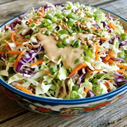 - 4 Tassen grüner Kohl, fein gehobelt - 1 Tasse roter Kohl, fein gehobelt - 1 große Karotte, gerieben Für einen tollen Coleslaw brauchst du frische Hauptzutaten. Der grüne Kohl sorgt für eine knackige Basis. Roter Kohl bringt schöne Farbe und zusätzlichen Geschmack. Die geriebene Karotte macht das Ganze süß und knusprig. Diese Zutaten sind einfach zu finden und machen den Coleslaw frisch und lecker. - 1/2 Tasse Mayonnaise - 2 Esslöffel Apfelessig - 1 Esslöffel Dijon-Senf - 1 Esslöffel Honig Das Dressing ist der Schlüssel zum Geschmack. Mayonnaise gibt eine cremige Textur. Apfelessig fügt einen spritzigen Kick hinzu. Dijon-Senf bringt eine feine Schärfe. Honig sorgt für eine süße Note. Diese Zutaten ergänzen sich perfekt und machen dein Dressing unwiderstehlich. - Salz und Pfeffer nach Geschmack - 1/2 Tasse Frühlingszwiebeln, gehackt - 1/4 Tasse Sonnenblumenkerne (optional) Für einen zusätzlichen Geschmack kannst du Salz und Pfeffer hinzufügen. Hacke die Frühlingszwiebeln klein und mische sie unter. Wenn du es knusprig magst, sind Sonnenblumenkerne eine tolle Option. Diese Zutaten geben deinem Coleslaw mehr Textur und machen ihn noch interessanter. Für die vollständige Anleitung und Zubereitung kannst du die [Full Recipe] ansehen. Um einen köstlichen Coleslaw zu machen, beginnen wir mit dem Gemüse. Zuerst hobeln wir den grünen und roten Kohl. Nehmen Sie vier Tassen grünen Kohl und eine Tasse roten Kohl. Achten Sie darauf, dass die Stücke fein sind. Dann reiben wir eine große Karotte. Diese wird dem Salat Farbe und Süße geben. Jetzt machen wir das Dressing. Nehmen Sie eine Schüssel und geben Sie 1/2 Tasse Mayonnaise, 2 Esslöffel Apfelessig, 1 Esslöffel Dijon-Senf und 1 Esslöffel Honig hinein. Rühren Sie alles mit einem Schneebesen gut um, bis die Mischung glatt ist. Jetzt ist es Zeit, alles zusammenzustellen. Gießen Sie das Dressing über die Kohlmischung. Mischen Sie es vorsichtig, bis alle Stücke gut bedeckt sind. Das Dressing sollte gleichmäßig verteilt sein. Abschließend würzen Sie den Coleslaw mit Salz und Pfeffer nach Geschmack. Für den besonderen Touch fügen Sie 1/2 Tasse gehackte Frühlingszwiebeln und 1/4 Tasse Sonnenblumenkerne hinzu. Diese Zutaten geben dem Salat einen zusätzlichen Crunch. Mischen Sie alles sanft, um die Textur zu bewahren. Lassen Sie den Coleslaw dann für mindestens 30 Minuten im Kühlschrank ruhen. Dies hilft, die Aromen zu entwickeln. Sie können die vollständige Anleitung im [Full Recipe] nachlesen. Um die beste Textur für deinen Coleslaw zu erreichen, beginne mit frischem Kohl. Achte darauf, dass die Blätter knackig und grün sind. Wähle den Kohl, der fest und schwer in der Hand liegt. Die Blätter sollten nicht verwelkt oder gelblich sein. Beim Hacken und Hobeln ist die Dicke wichtig. Du kannst den Kohl mit einem scharfen Messer oder einem Hobel schneiden. Halte die Stücke gleichmäßig, etwa einen halben Zentimeter dick. Das sorgt für einen guten Biss und eine schöne Präsentation. Wenn du nach einer Alternative zur Mayonnaise suchst, probiere Joghurt oder eine vegane Mayonnaise. Diese Optionen geben deinem Coleslaw eine leichte Frische. Du kannst auch einen Spritzer Zitronensaft hinzufügen, um die Aromen zu heben. Das Mischverhältnis ist entscheidend. Für das Dressing verwende 1/2 Tasse Mayonnaise auf 2 Esslöffel Apfelessig. Dies sorgt für eine gute Balance zwischen cremig und sauer. Kraftige Aromen sind wichtig, also schmecke dein Dressing ab. Lass deinen Coleslaw nach der Zubereitung für mindestens 30 Minuten im Kühlschrank ruhen. So verbinden sich die Aromen besser. Diese Ruhezeit macht deinen Coleslaw noch schmackhafter. Du kannst das Dressing leicht variieren, indem du verschiedene Kräuter oder Gewürze hinzufügst. Ein wenig Knoblauchpulver oder frische Kräuter wie Dill können das Geschmackserlebnis verändern. Probiere es aus, um deine eigene Note zu finden. Für das vollständige Rezept schaue dir die [Full Recipe] an. {{image_4}} Eine vegane Version von Coleslaw ist einfach zu machen. Verwenden Sie pflanzliche Mayonnaise. Diese ist cremig und lecker. Sie können auch Joghurt als Dressing verwenden. Griechischer Joghurt sorgt für eine tolle Konsistenz. Mischen Sie ihn mit etwas Zitronensaft und Honig. Das bringt Frische in das Gericht. Wenn Sie den Coleslaw etwas saurer mögen, probieren Sie Balsamico oder Apfelessig. Diese Essige geben dem Salat einen tollen Kick. Ein Senfdressing ist auch eine gute Wahl. Es bringt eine würzige Note. Mischen Sie Senf mit Essig und etwas Öl. Das ergibt eine schmackhafte, leichte Variante. Fügen Sie frische Äpfel oder Ananas hinzu, um Süße zu bringen. Diese Früchte passen gut zu dem Kohl. Für eine schärfere Variante können Sie Jalapeños dazugeben. Sie geben dem Coleslaw einen aufregenden Geschmack. Egal, welche Variante Sie wählen, es wird lecker sein. Entdecken Sie die Möglichkeiten und passen Sie das Rezept nach Ihrem Geschmack an. Für das vollständige Rezept schauen Sie auf die Seite. Um Coleslaw frisch zu halten, bewahre ihn in einem luftdichten Behälter auf. Stelle den Behälter in den Kühlschrank. Achte darauf, dass die Mischung gut abgedeckt ist. So bleibt der Salat knusprig und frisch. Wenn du Reste hast, kannst du sie innerhalb von drei Tagen verwenden. Coleslaw bleibt in der Regel bis zu fünf Tage frisch. Achte auf Veränderungen in der Farbe oder den Geruch. Wenn der Salat matschig aussieht, ist er nicht mehr gut. Du kannst Coleslaw einen Tag vorher zubereiten. Die Aromen entwickeln sich so besser. Wenn du ihn länger lagerst, verwende weniger Dressing. So wird er nicht so schnell weich. Möchtest du noch mehr Crunch? Füge die Frühlingszwiebeln und Sonnenblumenkerne kurz vor dem Servieren hinzu. Das hält die Textur frisch und lecker. Klassischer Coleslaw bleibt im Kühlschrank etwa 3 bis 5 Tage frisch. Lagern Sie ihn in einem luftdichten Behälter. So bleibt der Coleslaw knackig. Nach ein paar Tagen kann der Kohl weich werden. Das ist normal, aber der Geschmack bleibt gut. Wenn Sie Reste haben, prüfen Sie den Coleslaw auf Geruch oder Aussehen. Bei Anzeichen von Verderb sollten Sie ihn nicht mehr essen. Ja, es gibt viele gesunde Alternativen für das Dressing. Statt Mayonnaise können Sie griechischen Joghurt verwenden. Er hat weniger Kalorien und mehr Protein. Für den süßen Geschmack können Sie Honig durch Agavendicksaft ersetzen. Das gibt eine ähnliche Süße, ist aber oft etwas gesünder. Sie können auch weniger Zucker verwenden, wenn Sie es weniger süß mögen. Experimentieren Sie mit diesen Optionen, um Ihren perfekten Coleslaw zu finden. Klassischer Coleslaw ist eine tolle Beilage für BBQ und Grillabende. Er passt gut zu gegrilltem Fleisch, wie Rippchen oder Burgern. Auch zu Hotdogs ist er eine leckere Ergänzung. Servieren Sie ihn neben Kartoffelsalat oder gegrilltem Gemüse. Ein frisches Baguette dazu macht das Essen komplett. Für eine leichtere Option können Sie den Coleslaw auch mit gegrilltem Fisch kombinieren. So haben Sie eine ausgewogene Mahlzeit. Probieren Sie diese Ideen aus! Zusammengefasst haben wir die Hauptzutaten und das Dressing für Coleslaw behandelt. Wir besprachen die Zubereitung, Tipps für die Textur und kreative Variationen. Coleslaw ist vielseitig und leicht zu machen. Er ergänzt viele Gerichte. Denke daran, mit den Zutaten zu spielen. So bekommst du den perfekten Geschmack. Lass ihn vor dem Servieren ruhen. So entfalten sich die Aromen. Mit den richtigen Tipps gelingt dir ein frischer und leckerer Coleslaw. Er wird deine Gäste begeistern und ist ein Hit bei jedem Grillfest.