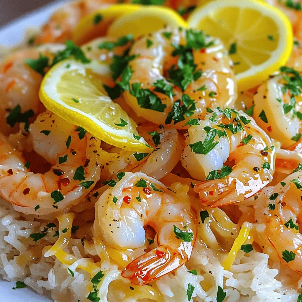 - 450 g große Garnelen, geschält und entdarmt - 4 Esslöffel ungesalzene Butter - 4 Knoblauchzehen, fein gehackt Garnelen sind die Hauptzutat in diesem Rezept. Sie sind zart und schnell gar. Ich empfehle große Garnelen, da sie mehr Geschmack haben. Achte darauf, dass sie frisch sind. Die ungesalzene Butter ist wichtig. Sie bringt den Knoblauchgeschmack zur Geltung. Ich benutze oft hochwertige Butter, um das Gericht zu verfeinern. Der Knoblauch sorgt für ein tolles Aroma. Hacke ihn fein, damit er gleichmäßig gart. - 1 Esslöffel frischer Zitronensaft - 1 Teelöffel rote Chiliflocken - Salz und schwarzer Pfeffer Der Zitronensaft bringt Frische in das Gericht. Er hebt den Geschmack der Garnelen hervor. Ich benutze immer frische Zitronen, um den besten Geschmack zu bekommen. Rote Chiliflocken können die Schärfe anpassen. Ich empfehle, mit einer kleinen Menge zu beginnen. Salz und Pfeffer sind Grundgewürze, die den Geschmack abrunden. - 2 Esslöffel frische Petersilie, gehackt - Schale von 1 Zitrone - Gekochter Reis oder Pasta zum Servieren Die Petersilie sorgt für Farbe und Frische. Sie macht das Gericht einladend. Zitronenschale gibt einen weiteren Geschmacksakzent. Für die Beilage empfehle ich gekochten Reis oder Pasta. Beide passen gut zu den Garnelen. Serviere alles zusammen für ein köstliches Essen. Für das gesamte Rezept schau dir die [Full Recipe] an. Zuerst spülen Sie die Garnelen unter kaltem Wasser ab. Tupfen Sie sie danach mit einem Küchentuch trocken. Das hilft beim Anbraten. Hacken Sie dann den Knoblauch fein. Pressen Sie eine Zitrone aus und stellen Sie alles bereit. Erhitzen Sie in einer großen Pfanne die Butter bei mittlerer Hitze. Warten Sie, bis die Butter vollständig geschmolzen ist. Achten Sie darauf, dass sie nicht braun wird. Geben Sie den gehackten Knoblauch in die Pfanne. Braten Sie ihn etwa eine Minute an. Der Knoblauch sollte duften, aber nicht bräunen. Ein verbrannter Knoblauch macht das Gericht bitter. Fügen Sie nun die roten Chiliflocken und die Zitronenschale hinzu. Lassen Sie die Mischung noch 30 Sekunden kochen, um die Aromen freizusetzen. Legen Sie die Garnelen in einer einzigen Lage in die Pfanne. Kochen Sie sie für 2-3 Minuten auf einer Seite. Wenden Sie die Garnelen, wenn sie leicht rosa sind. Fügen Sie den Zitronensaft, Salz und Pfeffer hinzu. Kochen Sie sie für weitere 2-3 Minuten. Wenn die Garnelen durchgegart sind, nehmen Sie die Pfanne vom Herd. Streuen Sie die gehackte Petersilie darüber. Servieren Sie die Knoblauchbutter-Garnelen auf gekochtem Reis oder Pasta. Beträufeln Sie sie mit der restlichen Buttersauce aus der Pfanne. Dieses Gericht ist einfach und voller Geschmack. Wenn Sie mehr Details möchten, sehen Sie sich das [Full Recipe] an. Wie erkennt man, ob die Garnelen durchgegart sind? Garne sind perfekt, wenn sie eine rosa Farbe haben. Sie sollten fest und undurchsichtig sein. Achte darauf, dass sie nicht überkochen, denn dann werden sie zäh. Bei der Auswahl frischer Garnelen achte auf diese Tipps: - Sie sollten einen frischen, leicht salzigen Geruch haben. - Die Schale sollte glänzend und feucht sein. - Vermeide Garnelen mit dunklen Flecken oder einer matschigen Textur. Für mehr Geschmack kannst du diese Gewürze ausprobieren: - Paprikapulver für eine rauchige Note. - Frischer Thymian für kräutrige Aromen. - Ein Spritzer Sojasauce für Umami. Die Buttersauce kannst du verfeinern, indem du etwas Weißwein hinzufügst. Das gibt einen tollen Geschmack. Auch ein Hauch Honig kann die Aromen schön ausbalancieren. Anrichtemöglichkeiten für eine ansprechende Präsentation sind wichtig. Serviere die Garnelen auf einem Bett aus Pasta oder Reis. Garniere sie mit Zitronenscheiben und frischer Petersilie. Kombinationsmöglichkeiten mit Beilagen sind ebenfalls wichtig. Ein frischer Salat passt gut dazu. Auch knuspriges Brot ist eine gute Wahl. So hast du ein rundum leckeres Menü. {{image_4}} Ich liebe es, bei meinen Knoblauchbutter-Garnelen kreativ zu sein. Du kannst das Gericht ganz einfach aufpeppen, indem du Gemüse hinzufügst. Paprika und Zucchini sind großartige Optionen. Diese Gemüse bringen Farbe und Geschmack. Einfach in kleine Stücke schneiden und kurz mit den Garnelen anbraten. Kräuter sind auch eine tolle Ergänzung. Verwende frisch gehackten Basilikum oder Dill. Diese Kräuter geben dem Gericht eine frische Note. Sie passen perfekt zu der Buttersauce. Wenn du Lust auf etwas anderes hast, probiere gegrillte Knoblauchbutter-Garnelen. Lege die marinierten Garnelen auf den Grill. Achte darauf, sie nicht zu lange zu grillen. Sie sollten zart und saftig bleiben. Du kannst auch ein Ofengericht machen. Lege die Garnelen in eine Auflaufform, decke sie mit Butter und Gewürzen ab und backe sie im Ofen. So werden sie gleichmäßig gar und behalten ihren tollen Geschmack. Für eine glutenfreie Version kannst du einfach glutenfreien Reis oder Pasta verwenden. Dies macht das Gericht für jeden geeignet. Wenn du es scharf magst, füge mehr Chilis hinzu. Du kannst frische Chilis oder mehr Chiliflocken verwenden. So wird die Schärfe nach deinem Geschmack angepasst. Probiere es aus und finde deine perfekte Balance! Für das Full Recipe schau einfach in den vorherigen Abschnitt. Um deine übrig gebliebenen Garnelen frisch zu halten, lege sie in einen luftdichten Behälter. Diese Methode hält die Garnelen vor Gerüchen und Austrocknung geschützt. Stelle sicher, dass der Behälter gut verschlossen ist. Im Kühlschrank bleiben die Garnelen bis zu zwei Tage genießbar. Achte darauf, sie nicht länger zu lagern, um die Frische zu wahren. Wenn du Garnelen einfrieren möchtest, folge diesen einfachen Schritten: 1. Lege die Garnelen in einen gefrierfesten Beutel. 2. Entferne so viel Luft wie möglich aus dem Beutel. 3. Beschrifte den Beutel mit dem Datum. Für zukünftige Mahlzeiten taue die Garnelen im Kühlschrank über Nacht auf. Alternativ kannst du sie in kaltem Wasser tauen. Vermeide es, sie in der Mikrowelle aufzutauen, da dies die Textur ruinieren kann. Um die Garnelen aufzufrischen, gibt es zwei gute Methoden: - Erhitze sie in einer Pfanne bei mittlerer Hitze. Füge etwas Butter oder Öl hinzu, um die Garnelen saftig zu halten. - Du kannst sie auch im Ofen bei niedriger Temperatur aufwärmen, um ein Austrocknen zu vermeiden. Beachte, dass du die Garnelen nicht zu lange erhitzen solltest. So bleibt ihre zarte Textur erhalten. Die Zubereitung dauert nur 10 Minuten. Das Kochen dauert etwa 15 Minuten. In kurzer Zeit hast du ein leckeres Gericht. Diese einfache Kombination ist perfekt für ein schnelles Abendessen. Du kannst es auch für Gäste machen. Ja, gefrorene Garnelen sind eine gute Option. Achte darauf, sie vorher gut aufzutauen. Lege sie dazu in kaltes Wasser für etwa 15 Minuten. So bleiben sie frisch und saftig im Geschmack. Gefrorene Garnelen sind oft gleichwertig zu frischen. Gekochter Reis oder Pasta sind ideale Beilagen. Sie nehmen die leckere Buttersauce gut auf. Ein frischer Salat ergänzt das Gericht perfekt. Du kannst auch Brot servieren, um die Sauce aufzutunken. Diese Kombination macht dein Essen noch besser. Um die Schärfe zu ändern, passe die Chiliflocken an. Du kannst weniger oder mehr nach Geschmack verwenden. Eine milde Option ist, die Chiliflocken ganz wegzulassen. Für mehr Schärfe kannst du frische Chilis hinzufügen. Experimentiere mit den Mengen, um dein perfektes Gericht zu finden. In diesem Blogbeitrag haben wir über die Zubereitung von leckerem Knoblauchbutter-Garnelen gesprochen. Ich habe die Zutaten und Tipps geteilt, um die perfekten Garnelen zu kochen. Außerdem gab es Variationen und Hinweise zur Aufbewahrung. Tippfehler und Missverständnisse sollten ausgeschlossen sein, damit alles klar ist. Probieren Sie das Rezept aus oder passen Sie es nach Ihrem Geschmack an. Genießen Sie Ihre köstlichen Garnelen mit Freunden und Familie!