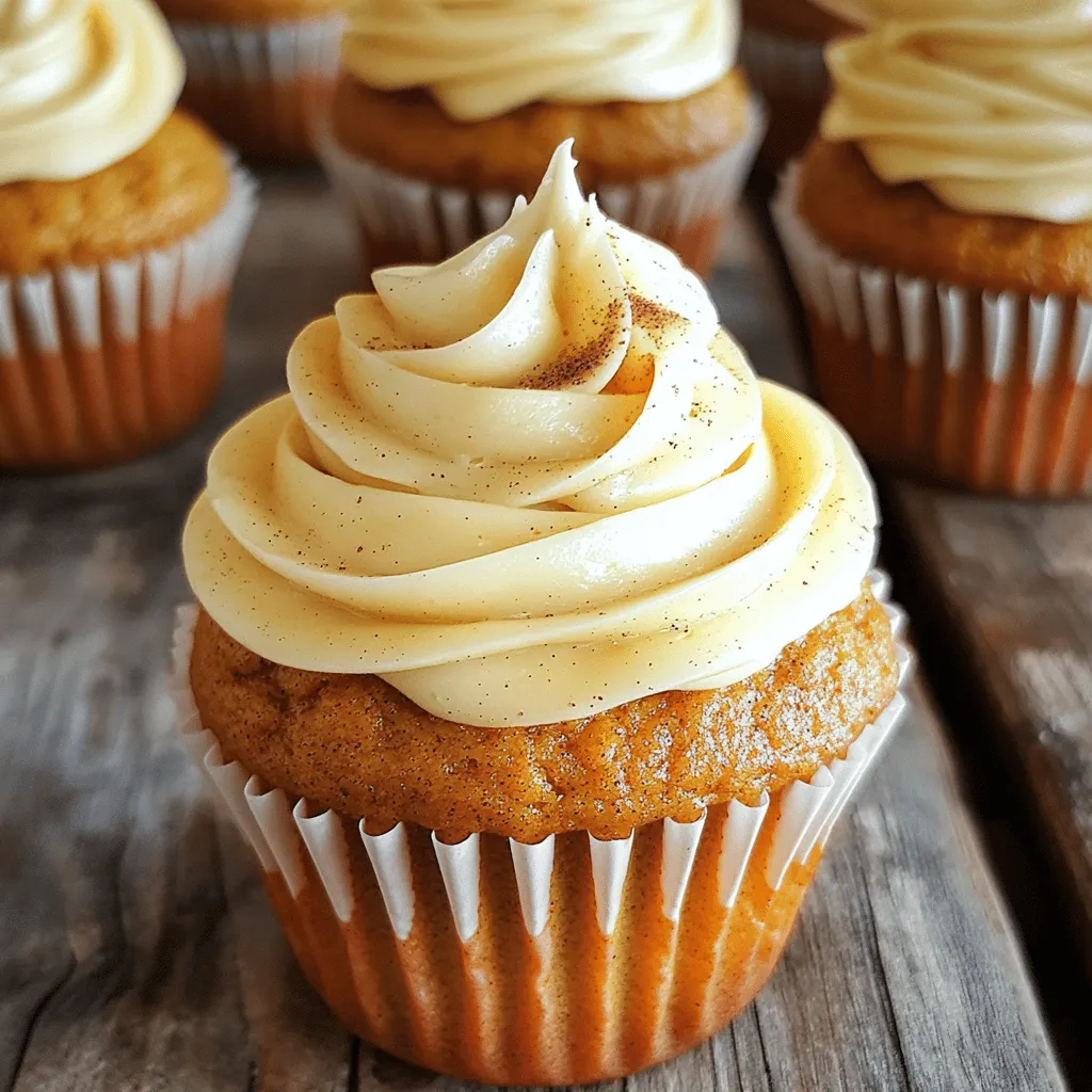 Um die perfekten Kürbisgewürz-Latte-Cupcakes zu backen, brauchst du einige wichtige Zutaten. Hier sind die Hauptzutaten: - 1 ½ Tassen Weizenmehl - 1 Teelöffel Backpulver - 1 Teelöffel Natron - ½ Teelöffel Salz - 2 Teelöffel Kürbiskuchengewürz - ½ Tasse ungesalzene Butter, weich - 1 Tasse Kristallzucker - 2 große Eier - 1 Tasse Kürbispüree - ¾ Tasse gekochter Kaffee, abgekühlt - 1 Teelöffel Vanilleextrakt Diese Zutaten geben den Cupcakes ihren tollen Geschmack und die schöne Textur. Das Kürbispüree sorgt für Feuchtigkeit und den typischen Herbstgeschmack. Das Frosting macht die Cupcakes erst richtig lecker. Hier sind die Zutaten, die du dafür brauchst: - 1 Tasse Puderzucker - 2 Esslöffel Milch - ¼ Teelöffel gemahlener Zimt (zur Garnitur) Das Frosting ist einfach herzustellen. Du vermischst den Puderzucker mit der Milch, bis die Konsistenz stimmt. Es sollte glatt und cremig sein. Wenn du eine vegane Variante willst, gibt es viele einfache Anpassungen. Du kannst folgende Zutaten verwenden: - Ersetze die Butter durch vegane Margarine. - Nutze pflanzliche Milch, wie Mandel- oder Hafermilch. - Verwende einen Ei-Ersatz wie Apfelmus oder Leinsamen. Diese Anpassungen helfen dir, die Cupcakes vegan zu machen, ohne den guten Geschmack zu verlieren. So kannst du alle genießen! Heize deinen Ofen auf 175 °C vor. Lege dein Muffinblech mit Muffinförmchen aus. Dies hilft, die Cupcakes leicht herauszunehmen. Es ist wichtig, dass der Ofen die richtige Temperatur hat, damit die Cupcakes schön aufgehen. In einer mittelgroßen Schüssel vermischst du das Weizenmehl, Backpulver, Natron, Salz und das Kürbiskuchengewürz. Stelle diese Mischung beiseite. In einer großen Schüssel schlägst du die weiche Butter mit dem Kristallzucker. Nutze einen elektrischen Mixer, um die Mischung leicht und fluffig zu machen. Füge die Eier einzeln hinzu und rühre gut um. Dann kommt das Kürbispüree dazu. Mische alles, bis es gut verbunden ist. Jetzt gib die trockenen Zutaten nach und nach hinzu, abwechselnd mit dem abgekühlten Kaffee. Achte darauf, nicht zu lange zu rühren. Schließlich rührst du das Vanilleextrakt ein. Verteile den Teig gleichmäßig auf die vorbereiteten Muffinförmchen. Fülle jedes Förmchen bis etwa zwei Drittel voll. Backe die Cupcakes für 18-22 Minuten. Sie sind fertig, wenn ein Zahnstocher sauber herauskommt. Lass die Cupcakes fünf Minuten im Blech abkühlen. Danach nimm sie heraus und lege sie auf ein Kuchengitter, damit sie ganz abkühlen. Dann sind sie bereit zum Frosting. Du kannst das vollständige Rezept [hier finden](Full Recipe). Um die ideale Teigkonsistenz zu erzielen, ist das Messen der Zutaten wichtig. Verwende eine Küchenwaage, um die genauen Mengen zu bestimmen. Mische die trockenen Zutaten gut, bevor du sie zu den feuchten hinzufügst. Dies sorgt für gleichmäßige Verteilung. Rühre den Teig nur so lange, bis alles gerade gemischt ist. Zu viel Mischen kann die Cupcakes trocken machen. Das Frosting ist der krönende Abschluss deiner Cupcakes. Verwende weiche Butter und Puderzucker für eine glatte Textur. Beginne mit wenig Milch und füge nach Bedarf mehr hinzu. So kontrollierst du die Konsistenz. Wenn du das Frosting aufträgst, verwende einen Spritzbeutel für die besten Ergebnisse. Du kannst auch einen Löffel verwenden, um kreative Muster zu machen. Für besondere Anlässe kannst du die Cupcakes kreativ dekorieren. Streue etwas gemahlenen Zimt oder Muskatnuss darüber. Füge kleine Karamellstückchen oder Schokoladenspäne hinzu. Essbare Blüten sind eine schöne Ergänzung für die Präsentation. Wenn du eine Halloween-Party machst, kannst du die Cupcakes mit kleinen Zuckerpuppen dekorieren. {{image_4}} Ich liebe es, Rezepte anzupassen. Wenn du glutenfrei backen möchtest, ist das einfach möglich. Verwende einfach glutenfreies Mehl anstelle von Weizenmehl. Achte darauf, eine Mischung zu wählen, die gut bindet. Du kannst auch etwas Xanthan hinzufügen, um die Struktur zu verbessern. Der Geschmack bleibt lecker und die Textur ist schön. Kürbisgewürz-Latte-Cupcakes sind toll, aber du kannst auch andere Geschmäcker ausprobieren. Schokolade ist immer ein Hit! Füge Kakaopulver hinzu, um schokoladige Cupcakes zu machen. Oder probiere Vanille mit etwas Zimt. Fruchtige Varianten wie Apfel oder Birne sind ebenfalls lecker. Lass deiner Kreativität freien Lauf und finde deinen neuen Favoriten! Mini-Cupcakes sind perfekt für Partys oder kleine Snacks. Sie sind einfach zu machen. Verwende die gleiche Teigmischung wie bei den großen Cupcakes. Fülle die Mini-Förmchen nur zur Hälfte. Backe sie etwa 10-12 Minuten lang. Überprüfe sie mit einem Zahnstocher, ob sie fertig sind. Versuche, sie mit verschiedenen Frostings zu dekorieren. So hast du viele kleine Leckereien! Für das vollständige Rezept schaue dir die Anleitung für Kürbisgewürz-Latte-Cupcakes an. Um die Frische der Kürbisgewürz-Latte-Cupcakes zu bewahren, lagern Sie sie in einem luftdichten Behälter. Dies hält die Cupcakes weich und feucht. Verwenden Sie Pergamentpapier oder Frischhaltefolie, um sie zu trennen, falls Sie mehrere Geschmacksrichtungen haben. Platzieren Sie die Cupcakes an einem kühlen, dunklen Ort. Vermeiden Sie direkte Sonneneinstrahlung, um eine Austrocknung zu verhindern. Im Kühlschrank bleiben diese Cupcakes etwa fünf bis sieben Tage frisch. Lagern Sie sie in einem luftdichten Behälter, um Gerüche zu vermeiden. Wenn Sie die Cupcakes länger aufbewahren möchten, können Sie sie einfrieren. Wickeln Sie jeden Cupcake einzeln in Frischhaltefolie und legen Sie sie in einen Gefrierbehälter. Gefrorene Cupcakes halten bis zu drei Monate. Lassen Sie sie vor dem Servieren im Kühlschrank auftauen. Wenn die Cupcakes nach ein paar Tagen etwas trocken sind, können Sie sie wieder aufpeppen. Befeuchten Sie einen Papiertuch leicht mit Wasser und legen Sie es auf die Cupcakes. Stellen Sie sie für etwa 10 Sekunden in die Mikrowelle. Dies bringt die Feuchtigkeit zurück. Alternativ können Sie etwas frisches Frosting darauf geben, um den Geschmack zu verstärken. Genießen Sie Ihre Kürbisgewürz-Latte-Cupcakes mit diesen Tipps optimal! Kürbisgewürz-Latte-Cupcakes halten sich gut. Wenn du sie in einem luftdichten Behälter aufbewahrst, bleiben sie frisch. Sie halten sich bis zu fünf Tage bei Raumtemperatur. Im Kühlschrank halten sie bis zu einer Woche. Für längere Lagerung kannst du sie auch einfrieren. Eingefroren bleiben sie bis zu drei Monate genießbar. Ja, du kannst Kürbispüree selbst machen. Nimm einen kleinen Kürbis, wie einen Hokkaido. Halbiere den Kürbis und entferne die Kerne. Backe die Hälften bei 180°C für etwa 45 Minuten, bis sie weich sind. Lass sie abkühlen und püriere das Fruchtfleisch. So bekommst du frisches, leckeres Püree ohne Zusatzstoffe. Wenn du keinen Kaffee magst, gibt es Alternativen. Du kannst einen starken Tee, wie Chai oder Rooibos, verwenden. Diese Tees haben auch tolle Aromen. Eine andere Option ist, einfach Wasser oder Milch zu nehmen. So bleibt der Geschmack mild, und du kannst die Würze genießen. Zusammenfassend haben wir die Hauptzutaten für Kürbisgewürz-Latte-Cupcakes und ihr frosting besprochen. Ich habe auch vegane Alternativen aufgezeigt. Die Schritt-für-Schritt-Anleitung hilft dir beim Backen und Abkühlen der Cupcakes. Tipps garantieren die perfekte Teigkonsistenz und kreatives Frosten. Variationen wie glutenfreie Optionen und Mini-Cupcakes setzen dem Ganzen die Krone auf. Lagertipps sichern die Frische und Haltbarkeit. Mit diesen Infos bist du bereit, köstliche Cupcakes zu kreieren und zu genießen. Viel Spaß beim Backen!