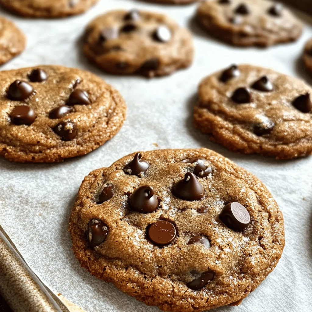 Für die perfekten Mocha Schokoladenstückchen Cookies brauchen wir ein paar Hauptzutaten. Diese Zutaten sorgen für den tollen Geschmack und die weiche Textur: - 250 g ungesalzene Butter, weich - 200 g brauner Zucker, gepackt - 100 g Zucker - 2 große Eier - 2 Teelöffel Vanilleextrakt - 280 g Allzweckmehl - 50 g Kakaopulver - 1 Teelöffel Backnatron - 1/2 Teelöffel Salz - 2 Esslöffel Instant-Kaffeepulver - 170 g Zartbitterschokoladenstückchen - 90 g Vollmilchschokoladenstückchen - 1/4 Teelöffel Espressopulver (optional) Manchmal möchte man den Geschmack noch verbessern. Hier sind einige zusätzliche Zutaten, die dir helfen, die Cookies noch leckerer zu machen: - Eine Prise Zimt kann für Wärme sorgen. - Verwende eine gute Qualität von Schokolade. Dies macht einen großen Unterschied. - Wenn du Nüsse magst, füge gehackte Walnüsse oder Mandeln hinzu. - Ein wenig Meersalz auf den Cookies vor dem Backen bringt die Süße hervor. Um die besten Mocha Schokoladenstückchen Cookies zu backen, achte auf die Qualität der Zutaten. Hier sind einige Tipps: - Wähle frische Eier für den besten Geschmack und die beste Konsistenz. - Achte darauf, dass die Butter weich ist. So lässt sie sich besser vermengen. - Verwende hochwertiges Kakaopulver, um den Schokoladengeschmack zu verstärken. - Kaufe Schokoladenstückchen, die du auch gerne naschst. Ihre Qualität beeinflusst das Ergebnis. Mit diesen Zutaten und Tipps bist du bereit, die leckersten Mocha Schokoladenstückchen Cookies zu backen. Für die vollständige Anleitung sieh dir das *Full Recipe* an. Um perfekte Mocha Schokoladenstückchen Cookies zu backen, beginne mit der Vorbereitung. Heize deinen Ofen auf 180°C vor. Lege ein Backblech mit Backpapier aus. Das sorgt dafür, dass die Cookies nicht kleben. In einer großen Rührschüssel vermenge die weiche Butter mit dem braunen Zucker und normalem Zucker. Schlage die Mischung mit einem Handmixer schaumig. Das sollte etwa zwei Minuten dauern. Füge dann die Eier nacheinander hinzu. Mixe gut nach jeder Zugabe. Rühre den Vanilleextrakt ebenfalls unter. In einer anderen Schüssel mische das Mehl, Kakaopulver, Backnatron, Salz und das Instant-Kaffeepulver. Wenn du Espressopulver magst, füge es jetzt hinzu. Gib die trockenen Zutaten nach und nach zu der Buttermischung. Rühre nur so lange, bis alles vermischt ist. Dann hebe die Schokoladenstückchen unter. Achte darauf, dass sie gleichmäßig verteilt sind. Verwende einen Esslöffel, um Teigportionen auf das Blech zu setzen. Lass genug Platz zwischen den Portionen, etwa 5 cm. Die richtige Teigkonsistenz ist wichtig. Der Teig sollte weich, aber nicht zu flüssig sein. Wenn er zu fest ist, kannst du einen Esslöffel Wasser hinzufügen. Ist er zu flüssig, füge etwas Mehl hinzu. Achte darauf, den Teig nicht zu lange zu rühren. Zu langes Rühren kann die Cookies hart machen. Ein perfekt gemischter Teig sorgt für weiche und schmackhafte Cookies. Die Backzeit ist entscheidend für den Geschmack. Backe die Cookies für 10 bis 12 Minuten. Die Ränder sollten fest sein, die Mitte aber noch leicht weich. Wenn die Cookies zu lange im Ofen bleiben, werden sie trocken. Nach dem Backen lass die Cookies 5 Minuten auf dem Blech abkühlen. Danach kannst du sie auf ein Kuchengitter setzen. So bleiben sie knusprig. genieß die Cookies warm, vielleicht mit einer Tasse Kaffee. Falls du noch mehr Informationen möchtest, schau dir das Full Recipe an. Beim Backen von Mocha Schokoladenstückchen Cookies gibt es einige Fehler, die leicht passieren. Ein häufiger Fehler ist, die Butter zu kalt zu verwenden. Weiche Butter sorgt für einen besseren Teig. Ein weiterer Fehler ist, das Mehl zu lange zu mischen. Mixen Sie nur, bis alles gerade vermischt ist. So bleiben die Cookies weich. Achten Sie auch darauf, die Cookies nicht zu lange zu backen. Sie sollten außen fest, aber innen noch weich sein. Um den Geschmack Ihrer Cookies zu verbessern, können Sie zusätzliche Aromen hinzufügen. Ein paar Tropfen Espressopulver geben dem Teig einen tollen Kaffeegeschmack. Sie können auch eine Prise Zimt für einen warmen, würzigen Ton verwenden. Probieren Sie, verschiedene Schokoladen zu verwenden. Dunkle Schokolade und Vollmilchschokolade harmonieren wunderbar miteinander. So wird jeder Biss besonders lecker. Die richtigen Utensilien machen das Backen einfacher. Ein guter Handmixer hilft, die Butter und den Zucker fluffig zu schlagen. Verwenden Sie eine große Rührschüssel, um genug Platz zu haben. Ein Teigschaber ist hilfreich, um die Zutaten gut zu vermischen. Backbleche mit Antihaftbeschichtung sorgen dafür, dass die Cookies nicht kleben bleiben. Benutzen Sie Backpapier für einfaches Entfernen der Cookies. Für das Abkühlen sind Kuchengitter ideal, um die Luftzirkulation zu verbessern. Für das vollständige Rezept schauen Sie sich die [Full Recipe]. {{image_4}} Für glutenfreie Mocha Schokoladenstückchen Cookies können Sie das Allzweckmehl durch eine glutenfreie Mehlmischung ersetzen. Achten Sie darauf, eine Mischung zu wählen, die gut bindet. Oft sind Reis-, Mandel- oder Kokosmehl gute Optionen. Diese Mehle können jedoch den Geschmack und die Textur leicht verändern. Fügen Sie eventuell etwas mehr Butter hinzu, um die Feuchtigkeit zu erhalten. Um diese Cookies vegan zu machen, ersetzen Sie die Eier durch Apfelmus oder Leinsamen. Verwenden Sie eine vegane Butter oder Kokosöl anstelle der normalen Butter. Auch der Zucker sollte vegan sein, also achten Sie darauf, dass er nicht mit Knochenmehl behandelt wurde. Diese Änderungen geben den Cookies eine andere, aber ebenso leckere Note. Sie können die Cookies mit Nüssen wie Walnüssen oder Mandeln aufpeppen. Diese sorgen für einen schönen Crunch. Trockenfrüchte wie Cranberries oder Kirschen bringen eine fruchtige Süße ins Spiel. Fügen Sie etwa 100 g Ihrer Wahl zu dem Teig hinzu, um die Cookies noch interessanter zu machen. So wird jede Biss zu einem neuen Erlebnis! Die verschiedenen Varianten machen die Mocha Schokoladenstückchen Cookies einzigartig und anpassbar. Diese Flexibilität erlaubt es jedem, die Cookies nach seinem Geschmack zu gestalten. Wenn Sie mehr Rezepte und Tipps suchen, schauen Sie sich die Full Recipe an! Um die Frische Ihrer Mocha Schokoladenstückchen Cookies zu bewahren, bewahren Sie sie in einem luftdichten Behälter auf. Verwenden Sie am besten einen Behälter aus Glas oder Plastik, um Luftfeuchtigkeit zu vermeiden. Lagern Sie die Cookies an einem kühlen, trockenen Ort. So bleiben sie weich und lecker. Wenn Sie eine große Menge gebacken haben, können Sie die Cookies einfrieren. Lassen Sie sie vollständig abkühlen, bevor Sie sie in einen Gefrierbeutel legen. Achten Sie darauf, die Luft herauszudrücken, um Gefrierbrand zu vermeiden. So bleiben die Cookies bis zu drei Monate frisch. Um sie zu genießen, lassen Sie sie einfach bei Raumtemperatur auftauen oder erwärmen Sie sie kurz in der Mikrowelle. Um das Austrocknen der Cookies zu verhindern, legen Sie ein Stück Brot in den Behälter. Das Brot gibt Feuchtigkeit ab und hält die Cookies weich. Achten Sie darauf, das Brot regelmäßig auszutauschen, damit es frisch bleibt. So bleibt der Genuss der Mocha Schokoladenstückchen Cookies lange erhalten. Die Mocha Schokoladenstückchen Cookies sind in einem luftdichten Behälter etwa eine Woche haltbar. Sie bleiben frisch und lecker. Wenn du sie im Kühlschrank aufbewahrst, halten sie sogar bis zu zwei Wochen. Für eine längere Haltbarkeit kannst du die Cookies auch einfrieren. So bleiben sie bis zu drei Monate gut. Wenn du kein Kakaopulver hast, kannst du auch ungesüßtes Schokoladenpulver verwenden. Das gibt einen ähnlichen Geschmack. Alternativ kannst du Carobpulver verwenden, das etwas süßer ist. Denk daran, dass der Geschmack sich leicht ändern kann. Experimentiere und finde heraus, was dir am besten schmeckt. Ja, du kannst die Menge der Schokoladenstückchen anpassen! Wenn du mehr Schokolade magst, füge einfach mehr Stückchen hinzu. Du kannst auch verschiedene Sorten verwenden, wie weiße oder Milchschokolade. So kannst du deinen eigenen, besonderen Cookie kreieren. Es macht Spaß, mit den Zutaten zu spielen! Die Mocha Schokoladenstückchen Cookies sind einfach zuzubereiten. Wir haben die besten Zutaten, die richtige Technik und hilfreiche Tipps besprochen. Denken Sie daran, hochwertige Zutaten zu wählen und häufige Fehler zu vermeiden. Variieren Sie die Rezepte, um neue Geschmäcker zu entdecken. Überlegen Sie auch, wie Sie Ihre Cookies lagern, um sie frisch zu halten. Mit diesem Wissen können Sie köstliche Cookies backen, die alle lieben werden. Viel Spaß beim Backen!