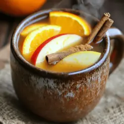- 8 Tassen Apfelpunsch - 2 Orangen, in Scheiben geschnitten - 4 Zimtstangen - 1 Esslöffel ganze Nelken - 1 Esslöffel Pimentbeeren - 1 Esslöffel frischer Ingwer, in Scheiben geschnitten - 1/2 Tasse brauner Zucker (optional) - 1 Teelöffel Vanilleextrakt - Frische Apfelscheiben zur Garnitur Diese Zutaten sind wichtig, um den perfekten gewürzten Apfelpunsch zu machen. Der Apfelpunsch ist die Basis. Er bringt die Süße und den fruchtigen Geschmack. Die Orangen und Zimtstangen fügen frische Aromen hinzu. Die Gewürze bringen Tiefe. Ganze Nelken und Pimentbeeren geben einen warmen, würzigen Geschmack. Frischer Ingwer sorgt für einen leichten Kick. Der braune Zucker ist optional. Er macht den Punsch süßer, aber du kannst ihn weglassen, wenn du es nicht magst. Für die Garnitur ist Vanilleextrakt wichtig. Er gibt dem Punsch eine schöne Note. Frische Apfelscheiben sind nicht nur hübsch, sondern auch lecker. Diese Zutaten machen dein Getränk zu etwas Besonderem. Du kannst das Full Recipe nutzen, um die Schritte zu sehen. Gießen Sie den Apfelpunsch in Ihren Instant Pot. Fügen Sie dann die Orangenscheiben und die Gewürze hinzu. Die Zimtstangen, die Nelken, Pimentbeeren und die Ingwerscheiben geben viel Geschmack. Sie können den Moment genießen, wenn die Aromen sich vermischen. Rühren Sie den braunen Zucker nach Geschmack ein. Er passt gut zu den Gewürzen. Schließen Sie den Deckel und stellen Sie das Ventil auf „geschlossen“. Wählen Sie die Einstellung ‚Manuell‘ oder ‚Druckkochen‘ und setzen Sie den Timer auf 15 Minuten. Während der Kochzeit wird der Duft Ihre Küche füllen. Lassen Sie den Druck natürlich ab. Warten Sie etwa 10 Minuten, bevor Sie den restlichen Druck ablassen. Seihen Sie den Punsch durch ein feines Sieb. So entfernen Sie die Gewürze und Fruchtscheiben. Rühren Sie zum Schluss den Vanilleextrakt ein. Servieren Sie den warmen Punsch in Tassen. Garnieren Sie mit frischen Apfelscheiben und einer Zimtstange. Du kannst die Gewürze nach deinem Geschmack anpassen. Wenn du mehr Zimt magst, füge einfach eine zusätzliche Zimtstange hinzu. Vielleicht magst du auch eine Mischung aus Ingwer und Nelken? Das gibt einen tollen Geschmack. Manchmal füge ich auch Äpfel oder Birnen hinzu. Das gibt dem Punsch eine fruchtige Note. Der Instant Pot spart viel Zeit. Er kocht den Punsch in nur 15 Minuten. Das ist viel schneller als die traditionelle Methode. Zudem entstehen beim Druckkochen intensivere Aromen. Die Gewürze entfalten ihren Geschmack besser. So schmeckt der Apfelpunsch noch leckerer. Serviere den Punsch warm in schönen Tassen. Eine Zimtstange macht die Präsentation toll. Du kannst frische Apfelscheiben als Garnitur nutzen. Das sieht nicht nur gut aus, sondern schmeckt auch frisch. Ein Tipp: Füge etwas Vanilleextrakt für mehr Tiefe hinzu. So wird dein Punsch zum Hit auf jeder Feier. {{image_4}} Für einen bunten Apfelpunsch ohne Alkohol kann man Fruchtsäfte hinzufügen. Frisch gepresster Orangensaft passt gut. Auch Traubensaft oder Cranberrysaft sind tolle Optionen. Diese Säfte geben deinem Punsch eine fruchtige Note. Du kannst auch alkoholfreie Cocktails machen. Mische den Punsch mit Sprudelwasser für einen spritzigen Effekt. Füge ein paar frische Kräuter wie Minze hinzu. Damit sieht dein Getränk nicht nur toll aus, es schmeckt auch frisch. Um deinem Punsch einen Kick zu geben, füge Rum oder Whiskey hinzu. Ein halber bis ein ganzer Schuss reicht meist schon aus. Rum gibt dem Punsch eine süße Note. Whiskey sorgt für eine herzhaftere Note. Achte auf die Mischungsverhältnisse. Zu viel Alkohol kann den Geschmack überwältigen. Beginne mit weniger und füge mehr hinzu, wenn du magst. So findest du die perfekte Balance für deinen Geschmack. Im Herbst oder Winter kannst du deinen Punsch anpassen. Füge saisonale Früchte wie Birnen oder Granatäpfel hinzu. Diese Früchte bringen frische Farben und Geschmack. Ein paar Esslöffel Kürbispüree geben deinem Punsch eine besondere Note. So wird er schön cremig und sättigend. Experimentiere mit verschiedenen Gewürzen, um den perfekten Geschmack zu finden. Um Ihren würzigen Apfelpunsch frisch zu halten, bewahren Sie ihn im Kühlschrank auf. Gießen Sie den Punsch in einen luftdichten Behälter. So bleibt er bis zu einer Woche gut. Der Punsch schmeckt am besten, wenn Sie ihn innerhalb von drei bis fünf Tagen genießen. Wenn Sie Reste haben, können Sie den Punsch leicht wieder aufwärmen. Nutzen Sie dazu den Instant Pot oder einen Topf auf dem Herd. Erhitzen Sie den Punsch bei niedriger Hitze. So vermeiden Sie Überkochen und verlieren keine Aromen. Rühren Sie zwischendurch um, damit sich die Gewürze gut verteilen. Um Apfelpunsch einzufrieren, füllen Sie ihn in einen gefriergeeigneten Behälter. Lassen Sie etwas Platz für die Ausdehnung. So bleibt der Punsch bis zu drei Monate frisch. Zum Auftauen stellen Sie den Behälter einfach in den Kühlschrank. Wenn er aufgetaut ist, können Sie ihn warm servieren. Erwärmen Sie ihn sanft auf dem Herd oder im Instant Pot. Der Apfelpunsch hält sich gut im Kühlschrank. Sie können ihn bis zu fünf Tage aufbewahren. Stellen Sie sicher, dass Sie den Punsch in einem gut verschlossenen Behälter lagern. So bleibt er frisch. Wenn Sie ihn länger aufbewahren möchten, können Sie ihn einfrieren. Achten Sie darauf, den Punsch in einem gefrierfesten Behälter zu lagern. So bleibt der Geschmack erhalten. Ja, Sie können den Apfelpunsch auch ohne Instant Pot machen. Kochen Sie einfach die Zutaten in einem großen Topf. Geben Sie den Apfelpunsch, die Orangenscheiben und die Gewürze in den Topf. Lassen Sie alles bei schwacher Hitze köcheln. Rühren Sie gelegentlich um. Kochen Sie den Punsch für etwa 30 Minuten. So verbinden sich die Aromen gut. Sie können auch einen Slow Cooker verwenden, wenn Sie möchten. Wenn Ihr Punsch zu süß ist, können Sie ihn anpassen. Fügen Sie etwas mehr Apfelpunsch oder Wasser hinzu. Das hilft, die Süße zu reduzieren. Eine andere Möglichkeit ist, frischen Zitronensaft hinzuzufügen. Das bringt einen tollen Kontrast zur Süße. Probieren Sie es aus, bis der Geschmack zu Ihnen passt. So wird Ihr Punsch perfekt. In diesem Blogbeitrag habe ich die Hauptzutaten für Apfelpunsch, die Zubereitung im Instant Pot und wichtige Tipps behandelt. Du hast gelernt, wie du Aromen anpassen und verschiedene Varianten erstellen kannst. Denke daran, kreativ zu sein. Experimentiere mit Zutaten und finde deine perfekte Mischung. Mit diesen einfachen Schritten machst du köstlichen Apfelpunsch, der jeden begeistert. Halte ihn frisch, und genieße ihn warm oder kalt!