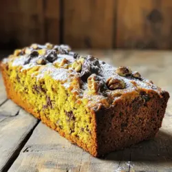 - 1 Tasse geriebene Zucchini - 1 Tasse Kürbispüree - 1/2 Tasse Pflanzenöl - 1 Tasse brauner Zucker - 1/2 Tasse Kristallzucker - 3 große Eier - 1 Teelöffel Vanilleextrakt Die Hauptzutaten sind einfach zu finden. Zucchini bringt Feuchtigkeit und einen milden Geschmack. Kürbispüree gibt dem Brot eine schöne Farbe und einen tollen Geschmack. Das Pflanzenöl sorgt für einen saftigen Teig. Die Mischung aus braunem und Kristallzucker macht das Brot süß und lecker. Eier binden alles zusammen und Vanilleextrakt gibt ein tolles Aroma. - 2 Tassen Weizenmehl (Typ 405) - 1 Teelöffel Natron - 1 Teelöffel Backpulver - 1 Teelöffel gemahlenen Zimt - 1/2 Teelöffel gemahlene Muskatnuss - 1/2 Teelöffel gemahlenen Ingwer - 1/2 Teelöffel Salz Die trockenen Zutaten sind wichtig für die Struktur des Brotes. Das Weizenmehl gibt Halt. Natron und Backpulver helfen, das Brot aufgehen zu lassen. Zimt, Muskatnuss und Ingwer bringen eine warme Gewürznote. Salz verbessert den Geschmack und balanciert die Süße. - 1 Tasse gehackte Walnüsse oder Pekannüsse - 1 Tasse Schokoladenstückchen Optionale Zutaten bieten zusätzlichen Geschmack und Textur. Nüsse geben einen knusprigen Biss. Schokoladenstückchen machen das Brot noch süßer. Du kannst die Zutaten nach deinem Geschmack anpassen. Für das volle Rezept schau dir die [Full Recipe] an. Es macht das Backen einfacher und schneller. Heize deinen Ofen auf 175°C (350°F) vor. Fette eine 9x5-Zoll Kastenform gut ein. Du kannst die Form auch mit Backpapier auskleiden. So wird das Herausnehmen des Brotes einfacher. In einer großen Schüssel vermenge die geriebene Zucchini und das Kürbispüree gut. Füge das Pflanzenöl, den braunen Zucker, den Kristallzucker, die Eier und den Vanilleextrakt hinzu. Rühre alles gut durch, bis eine gleichmäßige Mischung entsteht. In einer separaten Schüssel mische das Weizenmehl, Natron, Backpulver, Zimt, Muskatnuss, Ingwer und Salz. Mische die Zutaten gut, damit alles gleichmäßig verteilt ist. Füge die trockenen Zutaten vorsichtig in die feuchte Mischung ein. Rühre sanft, um den Teig nicht zu übermixen. Einige Klumpen sind in Ordnung. Wenn du magst, hebe die gehackten Nüsse oder Schokoladenstückchen unter. Gieße den Teig in die vorbereitete Kastenform und glätte die Oberfläche. Backe das Brot für 55-65 Minuten. Es ist fertig, wenn ein Zahnstocher sauber herauskommt. Nimm das Brot aus dem Ofen und lasse es etwa 10 Minuten in der Form abkühlen. Übertrage es dann auf ein Kuchengitter, um vollständig auskühlen zu können. Serviere das Brot leicht warm. Eine Staubzuckerbestäubung oder ein Klecks Sahne macht es noch besser. Für das vollständige Rezept schau dir die [Full Recipe] an. - Übermischen des Teigs: Wenn Sie den Teig zu stark rühren, wird das Brot zäh. Rühren Sie nur so lange, bis alles vermischt ist. Kleine Klumpen sind in Ordnung. - Zu lange backen: Überprüfen Sie das Brot frühzeitig. Ein Zahnstocher sollte sauber herauskommen, wenn das Brot fertig ist. So bleibt es saftig. - Verwendung frischer Zutaten: Frische Zucchini und Kürbispüree sorgen für den besten Geschmack. Kaufen Sie die Zutaten möglichst frisch. - Temperatureinstellung überprüfen: Stellen Sie sicher, dass Ihr Ofen auf die richtige Temperatur eingestellt ist. Ein Thermometer kann hier helfen. - Gewürze nach Belieben variieren: Sie können die Gewürze anpassen. Fügen Sie mehr Zimt oder Muskatnuss hinzu für einen stärkeren Geschmack. - Zusätzliche Aromen hinzufügen: Probieren Sie, Nüsse oder Schokoladenstückchen einzufügen. Diese machen das Brot noch köstlicher. Für das vollständige Rezept, schauen Sie sich das [Full Recipe] an. {{image_4}} Um Zucchini Pumpkin Bread glutenfrei zu machen, verwenden Sie glutenfreies Mehl. Viele Marken bieten Mixe an, die gut funktionieren. Achten Sie darauf, die Flüssigkeitsmenge anzupassen. Glutenfreies Mehl kann die Feuchtigkeit anders aufnehmen. Fügen Sie etwas mehr Flüssigkeit hinzu, um die richtige Konsistenz zu erreichen. Möchten Sie eine vegane Version? Verwenden Sie Eiersubstitute wie Apfelmus oder Leinsamen. Diese helfen, die Struktur des Brotes zu halten. Für das Öl können Sie Apfelmus oder pflanzliche Margarine nutzen. Bei Zucker können Sie Kokosblütenzucker oder Ahornsirup verwenden. Diese Alternativen machen das Brot süß und feucht. Um das Brot zu variieren, fügen Sie Trockenfrüchte oder Beeren hinzu. Rosinen, Cranberries oder Heidelbeeren bringen Farbe und Geschmack. Sie können auch anderes Mus verwenden, wie Apfelmus oder Birnenmus. Diese Zutaten geben dem Brot eine neue Note und machen es noch leckerer. Für das vollständige Rezept schauen Sie sich bitte [Full Recipe](#) an. Lass dein Zucchini Pumpkin Bread nach dem Backen gut abkühlen. Wickel es dann in Folie ein. So bleibt es frisch und saftig. Du kannst auch ein luftdichtes Behältnis verwenden. Das hilft, Feuchtigkeit zu bewahren und das Brot vor Luft zu schützen. Wenn du dein Brot im Kühlschrank lagerst, bleibt es länger frisch. Es hält dort etwa eine Woche. Bei Zimmertemperatur ist es in der Regel nur 3 bis 5 Tage gut. Achte darauf, es an einem kühlen, trockenen Ort zu lagern. Um die Haltbarkeit zu verlängern, friere das Brot in Scheiben ein. So hast du immer frisches Zucchini Pumpkin Bread zur Hand. Für mehr Details und das komplette Rezept, schau dir die [Full Recipe] an! Zucchini Pumpkin Bread bleibt frisch, wenn du es richtig lagerst. Du kannst es bei Raumtemperatur bis zu 3 Tage aufbewahren. Wickel das Brot in Folie oder lege es in einen luftdichten Behälter. Für längere Haltbarkeit empfehle ich, es im Kühlschrank zu lagern. So bleibt es etwa eine Woche frisch. Du kannst auch Scheiben einfrieren. So hält es bis zu 3 Monate. Um eine Scheibe zu genießen, lass sie einfach auftauen. Ja, frische Zucchini ist perfekt für dein Brot. Wasche sie gut und schneide die Enden ab. Dann reibe die Zucchini. Du brauchst etwa eine Tasse. Drücke die Zucchini leicht aus, um überschüssige Feuchtigkeit zu entfernen. Das hält dein Brot nicht zu nass. Frische Zucchini gibt einen tollen Geschmack und eine schöne Textur. Ein häufiges Problem ist, dass der Ofen nicht heiß genug ist. Stelle sicher, dass dein Ofen auf 175°C vorheizt. Ein weiterer Grund kann sein, dass du den Teig übermischst. Mische nur so lange, bis alle Zutaten vereint sind. Wenn das Brot zu lange backt, wird es trocken. Überprüfe die Backzeit und mache den Zahnstocher-Test. Wenn er sauber herauskommt, ist dein Brot fertig. Zucchini Pumpkin Bread schmeckt am besten, wenn es leicht warm ist. Du kannst es einfach so servieren oder mit einer Staubzuckerbestäubung dekorieren. Ein Klecks Sahne macht das Brot noch leckerer. Du kannst auch eine Tasse Tee oder Kaffee dazu anbieten. Das macht das Erlebnis noch schöner. Ja, die Zutaten bringen viele Vorteile. Zucchini ist kalorienarm und reich an Vitaminen. Sie enthält viel Wasser und Ballaststoffe. Kürbis ist ebenfalls gesund. Er hat viele Vitamine und Antioxidantien. Diese Zutaten helfen, das Immunsystem zu stärken. Außerdem macht der Zucker das Brot lecker, aber die Nüsse fügen gesunde Fette hinzu. Das macht dein Zucchini Pumpkin Bread nicht nur köstlich, sondern auch nahrhaft. Zucchini Pumpkin Bread ist einfach und lecker. Wir haben die Hauptzutaten und die trockenen Zutaten besprochen. Die Schritt-für-Schritt-Anleitung macht das Backen leicht. Achte auf Tipps, um häufige Fehler zu vermeiden. Es gibt auch viele Variationen, um das Brot anzupassen. Schließlich erhälst du nützliche Lagerinformationen und Antworten auf häufige Fragen. Jetzt bist du bereit, dein Zucchini Pumpkin Bread selbst zu backen. Lass es dir schmecken!