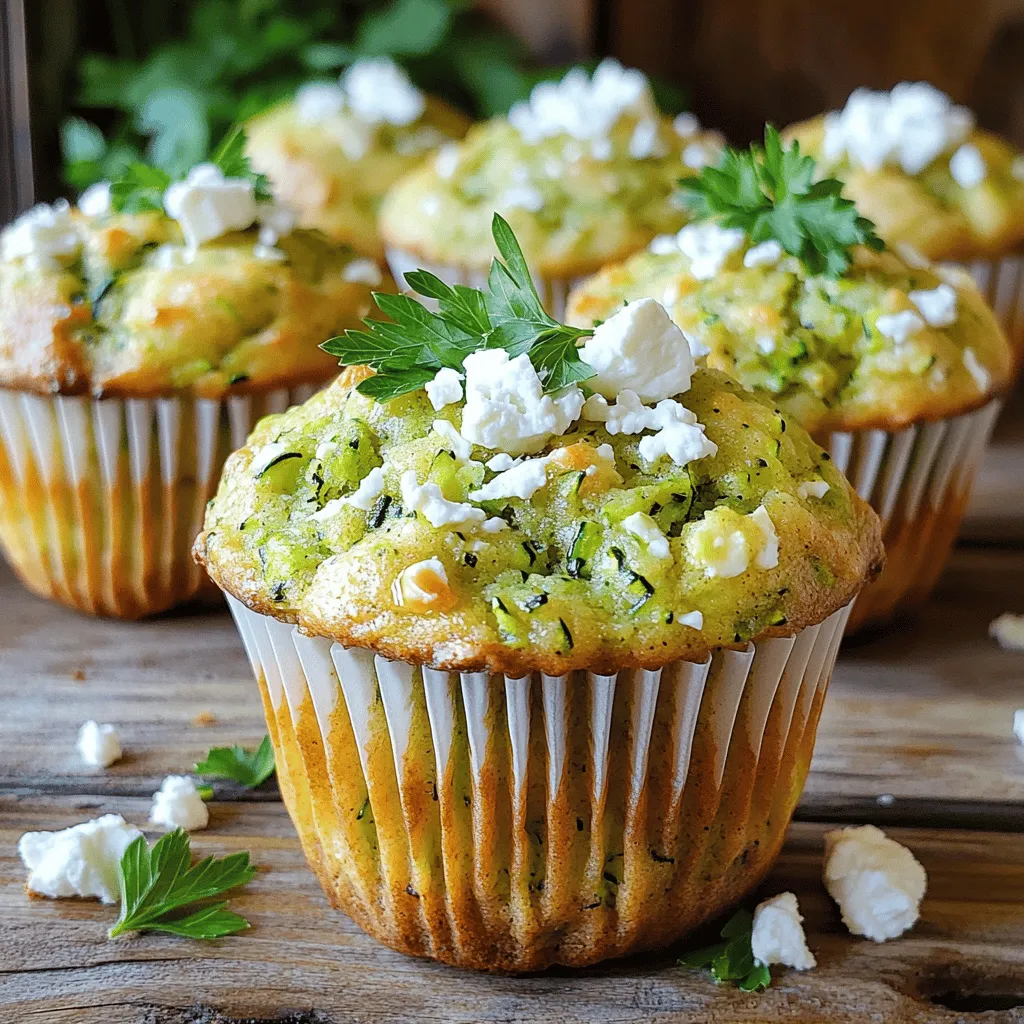 Für die Zucchini Feta Muffins benötigst du: - 2 mittelgroße Zucchini, gerieben - 240 g Weizenmehl - 120 g Vollkornmehl - 1 Teelöffel Backpulver - 1/2 Teelöffel Natron - 1/2 Teelöffel Salz - 1 Teelöffel getrockneter Oregano - 1/2 Teelöffel schwarzer Pfeffer - 120 g zerbröselter Feta-Käse - 2 große Eier - 80 ml Olivenöl - 120 g griechischer Joghurt - 1 Esslöffel frischer Zitronensaft - 60 g frische Petersilie, gehackt (optional) Diese Zutaten ergeben eine tolle Mischung aus Geschmack und Textur. Die Zucchini bringt Feuchtigkeit, während der Feta einen herzhaften Geschmack hinzufügt. Du kannst einige Zutaten leicht anpassen, um die Muffins nach deinem Geschmack zu variieren. - Vollkornmehl: Ersetze es durch Dinkelmehl für einen nussigen Geschmack. - Feta-Käse: Verwende Ziegenkäse für einen stärkeren Geschmack. - Eier: Nutze Leinsamen oder Apfelmus als Ei-Ersatz für vegane Muffins. - Kräuter: Füge frische Kräuter wie Basilikum oder Thymian hinzu für mehr Aroma. Diese Anpassungen helfen dir, die Muffins an deine Vorlieben anzupassen und neue Geschmäcker zu entdecken. Wähle frische Zucchini, die fest und glänzend sind. Achte darauf, dass sie keine weichen Stellen oder Flecken haben. Kleine bis mittelgroße Zucchini sind oft zarter und schmecken besser. Beim Feta-Käse solltest du nach einer festen Textur suchen. Der Käse sollte frisch riechen und leicht krümelig sein. Wenn möglich, kaufe Feta aus Schafsmilch für einen reicheren Geschmack. Diese Tipps helfen dir, die besten Zutaten für deine Zucchini Feta Muffins auszuwählen. Wenn du die richtigen Zutaten verwendest, wird das Endergebnis noch besser. Für die vollständige Zubereitung kannst du das Rezept [Full Recipe] ansehen. Heize deinen Ofen auf 175°C vor. Lege ein Muffinblech mit Papierförmchen aus oder fette es mit Kochspray ein. So kleben die Muffins nicht fest. Diese Vorbereitung ist wichtig, da sie die Backzeit beeinflusst. In einer großen Schüssel vermenge die beiden Mehlsorten, Backpulver, Natron, Salz, Oregano und schwarzen Pfeffer. Das geht am besten mit einem Schneebesen. Achte darauf, dass keine Klumpen bleiben. Eine gute Mischung sorgt dafür, dass die Muffins gleichmäßig aufgehen. In einer separaten Schüssel rühre die Eier, das Olivenöl, den griechischen Joghurt und den Zitronensaft glatt. Diese Mischung bringt Feuchtigkeit und Geschmack in die Muffins. Nutze einen Handmixer oder einen Schneebesen für ein gleichmäßiges Ergebnis. Jetzt gib die geriebene Zucchini und die gehackte Petersilie (wenn du sie verwendest) zur Eimischung. Rühre vorsichtig, bis alles gut vermischt ist. Füge die feuchten Zutaten nach und nach zu den trockenen Zutaten hinzu. Mische nur so lange, bis alles just kombiniert ist. Zu viel Rühren macht die Muffins hart. Verteile den Teig gleichmäßig in die Muffinförmchen. Fülle jedes Förmchen etwa zu 2/3 voll. Backe die Muffins im vorgeheizten Ofen für 20-25 Minuten. Sie sind fertig, wenn sie goldbraun sind und ein Zahnstocher sauber herauskommt. Lass die Muffins nach dem Backen 5 Minuten abkühlen, bevor du sie auf ein Kuchengitter legst. So bleiben sie schön fluffig. Diese Schritte bringen dich zu einem leckeren Ergebnis, das du mit Freunden und Familie teilen kannst. Das ist die einfache und köstliche Art, Zucchini-Feta-Muffins zuzubereiten. Du findest das Rezept in der [Full Recipe]. Ein häufiger Fehler ist, die Zucchini nicht gut auszudrücken. Wenn sie zu viel Wasser enthält, werden die Muffins matschig. Drücke die Zucchini gut aus, bevor du sie in den Teig gibst. Ein weiterer Fehler ist, die Muffins zu lange zu backen. Überprüfe sie nach 20 Minuten. Wenn ein Zahnstocher sauber herauskommt, sind sie fertig. Für eine bessere Textur verwende eine Mischung aus Weizen- und Vollkornmehl. Das gibt den Muffins mehr Struktur. Du kannst auch etwas geriebenen Parmesan hinzufügen. Dieser Käse gibt einen tollen Geschmack und macht die Muffins noch leckerer. Wenn du etwas Süße magst, füge ein wenig Honig oder Zucker hinzu. Frische Kräuter wie Basilikum oder Schnittlauch passen hervorragend. Sie geben einen frischen Geschmack. Du kannst auch getrocknete Tomaten oder Oliven hinzufügen. Diese sorgen für einen besonderen Kick. Wenn du es schärfer magst, füge eine Prise Chili-Flocken hinzu. Die Kombination aus Zucchini und Feta in diesen Muffins ist einfach köstlich. Du wirst sie lieben! Für das vollständige Rezept und weitere Tipps, schau dir das [Full Recipe] an. {{image_4}} Du kannst diese Muffins auch vegan zubereiten. Statt Eier benutze einen Eiersatz. Ein beliebter Eiersatz ist Leinsamen. Mische einen Esslöffel gemahlenen Leinsamen mit drei Esslöffeln Wasser und lasse es für fünf Minuten stehen. Dies ersetzt ein Ei gut. Für den Feta-Käse kannst du einen veganen Käse wählen. Dieser gibt den Muffins den cremigen Geschmack, den wir lieben. Wenn du glutenfreie Muffins möchtest, ist das auch möglich. Verwende glutenfreies Mehl anstelle von Weizenmehl. Mische verschiedene glutenfreie Mehle, um die beste Textur zu erreichen. Reis-, Mandel- oder Buchweizenmehl sind gute Optionen. Achte darauf, auch das Backpulver glutenfrei zu wählen. So kannst du die Muffins genießen, ohne Gluten zu essen. Du kannst die Muffins leicht anpassen. Füge zum Beispiel verschiedene Käsesorten hinzu. Ziegenkäse oder Parmesan geben einen anderen Geschmack. Walnüsse oder Mandeln bringen einen tollen Crunch. Frische Kräuter wie Basilikum oder Dill geben den Muffins mehr Frische. Lass deiner Kreativität freien Lauf! Die Basis bleibt gleich, aber die Variationen sind endlos. Zucchini-Feta-Muffins sind einfach zu lagern. Lassen Sie die Muffins zuerst abkühlen. Danach können Sie sie in einem luftdichten Behälter aufbewahren. So bleiben sie frisch und saftig. Lagern Sie sie im Kühlschrank für bis zu fünf Tage. Wenn Sie sie länger aufbewahren möchten, ist das Einfrieren eine gute Option. Das Einfrieren ist eine großartige Möglichkeit, die Muffins länger frisch zu halten. Wickeln Sie die abgekühlten Muffins in Frischhaltefolie ein. Legen Sie sie dann in einen Gefrierbeutel oder einen luftdichten Behälter. So bleiben sie bis zu drei Monate haltbar. Wenn Sie bereit sind, sie zu genießen, lassen Sie die Muffins bei Raumtemperatur auftauen oder erwärmen Sie sie kurz in der Mikrowelle. Um den besten Geschmack zu erhalten, wärmen Sie die Muffins leicht auf. Ich empfehle, sie bei 160°C für etwa 5-10 Minuten im Ofen zu erwärmen. Alternativ können Sie die Mikrowelle verwenden. Erwärmen Sie die Muffins für 15-20 Sekunden. So bleibt die Textur weich und die Aromen frisch. Für einen zusätzlichen Kick können Sie etwas Feta darüber streuen, bevor Sie sie aufwärmen. Zucchini-Feta-Muffins sind bei richtiger Lagerung etwa 3 bis 5 Tage haltbar. Bewahre sie in einem luftdichten Behälter auf. So bleiben sie frisch und lecker. Wenn du sie länger aufbewahren möchtest, friere die Muffins ein. So halten sie bis zu drei Monate. Ja, du kannst frische Zucchini verwenden. Achte darauf, sie gut zu reiben und das überschüssige Wasser auszupressen. Zu viel Flüssigkeit kann den Teig matschig machen. Geriebene Zucchini sorgt für die richtige Textur und Geschmack in den Muffins. Diese Muffins sind sehr vielseitig. Du kannst sie mit einem frischen Salat servieren oder mit Joghurt und frischen Kräutern genießen. Auch eine Tomatensauce oder ein Dip passen gut dazu. Lass deiner Kreativität freien Lauf! Ja, du kannst den Feta-Käse weglassen, wenn du möchtest. Die Muffins schmecken auch ohne ihn gut. Du kannst stattdessen etwas mehr Gewürze oder andere Käsesorten hinzufügen. Experimentiere, um deinen perfekten Geschmack zu finden. Schau dir auch das [Full Recipe] an, um alle Schritte zu sehen! Zusammengefasst haben wir die besten Zutaten und Tipps für Zucchini-Feta-Muffins besprochen. Wir schauten uns die Zubereitung und das Backen im Detail an. Du hast gelernt, häufige Fehler zu vermeiden und Variationen auszuprobieren. Frische Zutaten sind wichtig für den Geschmack. Denke daran, Muffins richtig zu lagern, damit sie länger frisch bleiben. Experimentiere mit deinen eigenen Ideen für mehr Geschmack. So wirst du kreative und köstliche Muffins genießen!