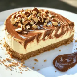 - Keksbasis: - 200 g zerbröselte Digestive-Kekse - 100 g ungesalzene Butter, geschmolzen - Füllung: - 400 g cremiger Frischkäse, zimmerwarm - 250 g Nutella - 100 g Puderzucker - 1 Teelöffel Vanilleextrakt - Toppings: - 250 ml Schlagsahne - 50 g gehackte Haselnüsse (zur Garnierung) - Kakaopulver (zum Bestäuben) Die Basis für diesen Käsekuchen ist einfach und lecker. Die Digestive-Kekse bringen einen tollen Keksboden. Du vermischst sie mit geschmolzener Butter. Das macht die Basis knusprig. Die Füllung ist das Herzstück des Kuchens. Frischkäse macht sie cremig. Nutella gibt ihr den besonderen Schokoladengeschmack. Puderzucker fügt Süße hinzu. Vanilleextrakt bringt eine schöne Tiefe. Die Toppings sind wichtig für das Aussehen und den Geschmack. Schlagsahne macht den Käsekuchen leicht und fluffig. Gehackte Haselnüsse geben einen tollen Crunch. Kakaopulver obendrauf sieht schön aus und schmeckt gut. Das ist ein einfaches Rezept für jeden. Du findest die vollständigen Schritte im Abschnitt "Full Recipe". Zuerst vermengen Sie die zerbröselten Digestive-Kekse mit der geschmolzenen Butter. Rühren Sie gut um, bis die Mischung feucht ist. Diese Keksbasis ist der Boden für unseren Käsekuchen. Drücken Sie die Mischung fest in die Springform. Lassen Sie sie dann im Kühlschrank abkühlen. So bleibt die Basis schön kompakt. Nehmen Sie eine große Schüssel und rühren Sie den Frischkäse glatt. Dann fügen Sie die Nutella, Puderzucker und Vanilleextrakt hinzu. Mischen Sie alles gut, bis es cremig ist. Jetzt schlagen Sie die Schlagsahne in einer anderen Schüssel. Schlagen Sie, bis weiche Spitzen entstehen. Heben Sie die Schlagsahne vorsichtig unter die Nutella-Mischung. So bleibt die Füllung luftig und leicht. Verteilen Sie die Füllung gleichmäßig auf der Keksbasis. Glätten Sie die Oberfläche mit einem Spatel. Decken Sie die Springform mit Frischhaltefolie ab. Lassen Sie den Käsekuchen mindestens vier Stunden, am besten über Nacht, im Kühlschrank fest werden. Nach dem Kühlen entfernen Sie den Käsekuchen vorsichtig aus der Form. Bestäuben Sie die Oberseite mit Kakaopulver und garnieren Sie ihn mit gehackten Haselnüssen. - Achte auf die richtige Temperatur der Zutaten. Der Frischkäse sollte zimmerwarm sein. Kalte Zutaten machen die Mischung klumpig. - Schlage die Sahne bis sie weiche Spitzen hat. Das gibt dem Käsekuchen Volumen und Leichtigkeit. - Garniere den Käsekuchen mit Nutella und gehackten Nüssen. Das sieht toll aus und schmeckt lecker. - Die besten Beilagen sind frische Beeren oder Vanilleeis. Dazu passt ein kräftiger Kaffee oder ein süßer Dessertwein. - Achte darauf, dass die Keksbasis nicht zu locker oder zu fest ist. Sie sollte gut zusammenhalten. - Mische die Füllung gründlich. Klumpen machen den Käsekuchen weniger cremig. Für mehr Details schau dir das Full Recipe an. {{image_4}} Für diesen No Bake Nutella Käsekuchen gibt es viele Anpassungen. Du kannst andere Schokoladensorten verwenden. Milchschokolade gibt dem Käsekuchen eine süßere Note. Zartbitter kann ihm mehr Tiefe verleihen. Wenn du eine vegane Option suchst, kannst du pflanzlichen Frischkäse nehmen. Auch Kokoscreme ist eine gute Wahl für die Sahne. Beide sind einfach zu finden und lecker. Sie sorgen für einen cremigen Geschmack, ohne tierische Produkte. Die Toppings machen den Käsekuchen besonders. Du kannst saisonales Obst wie Himbeeren oder Erdbeeren verwenden. Diese frischen Früchte bringen Farbe und Geschmack. Probiere auch verschiedene Nüsse aus. Mandeln oder Walnüsse geben einen tollen Crunch. Statt Digestive-Keksen kannst du auch Oreos oder Butterkekse nehmen. Diese kleinen Änderungen machen deinen Käsekuchen einzigartig. So bleibt er spannend und schmeckt immer wieder anders. Um die Frische und den Geschmack des Käsekuchens zu bewahren, lagern Sie ihn im Kühlschrank. Wickeln Sie den Käsekuchen in Frischhaltefolie ein oder verwenden Sie einen luftdichten Behälter. So bleibt er bis zu fünf Tage frisch. Wenn Sie den Käsekuchen länger aufbewahren möchten, können Sie ihn einfrieren. Schneiden Sie den Käsekuchen in Portionen und legen Sie diese in gefriergeeignete Behälter oder wickeln Sie sie gut in Folie ein. So bleibt er bis zu drei Monate haltbar. Für den besten Geschmack genießen Sie den Käsekuchen frisch. Wenn Sie ihn im Voraus zubereiten, können Sie ihn bequem im Kühlschrank lagern. Vor dem Servieren, lassen Sie ihn einfach einige Minuten bei Raumtemperatur stehen. Falls Sie ihn eingefroren haben, nehmen Sie ihn einen Tag vorher aus dem Gefrierfach. Lassen Sie ihn im Kühlschrank auftauen. So kehrt die ideale Konsistenz zurück. Verfeinern Sie ihn vor dem Servieren mit etwas Schlagsahne und gehackten Haselnüssen für einen zusätzlichen Genuss. Möchten Sie das volle Rezept? Schauen Sie sich das Full Recipe an, um alles über die Zubereitung zu erfahren. Der Käsekuchen sollte mindestens 4 Stunden kühlen. Für das beste Ergebnis empfehle ich, ihn über Nacht im Kühlschrank zu lassen. So wird er schön fest und die Aromen können sich entfalten. Eine längere Kühlzeit macht das Dessert noch besser. Ja, du kannst viele Zutaten hinzufügen! Zum Beispiel, probiere verschiedene Nussbutter oder Schokolade. Diese Zusätze können den Geschmack ändern und den Käsekuchen interessanter machen. Sei jedoch vorsichtig mit der Menge, um die Konsistenz nicht zu beeinträchtigen. Wenn der Käsekuchen nicht fest wird, kann das an den Zutaten liegen. Stelle sicher, dass der Frischkäse zimmerwarm ist. Auch das richtige Aufschlagen der Sahne ist wichtig. Wenn der Käsekuchen trotzdem zu weich bleibt, lass ihn einfach länger im Kühlschrank. Das volle Rezept mit allen Schritten und Zutaten findest du im Abschnitt "Full Recipe". Dort sind alle Details klar beschrieben, damit du diesen leckeren No Bake Nutella Käsekuchen einfach nachmachen kannst. Zusammenfassend haben wir die Zutaten und Schritte für den No Bake Nutella Käsekuchen besprochen. Von der Keksbasis bis zur cremigen Füllung ist alles wichtig. Ich habe auch Tipps gegeben, um typische Fehler zu vermeiden und Variationen zu probieren. Achte auf die richtige Lagerung für beste Frische. Dieser Käsekuchen ist einfach zuzubereiten und lässt sich gut anpassen. Mit Spaß und Kreativität kannst du deinen eigenen perfekten Käsekuchen kreieren. Probiere es aus, und genieße jeden Bissen!