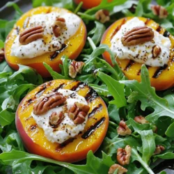 - 2 reife Pfirsiche, halbiert und entkernt - 225 g Burrata-Käse - 3 Tassen Rucola oder gemischte Blattsalate - 60 g geröstete Pekannüsse - 3 Esslöffel natives Olivenöl extra - 2 Teelöffel Balsamico-Glasur - Salz und Pfeffer nach Geschmack - Frische Basilikumblätter, zur Garnitur Die Zutaten für den gegrillten Pfirsich Burrata Salat sind frisch und einfach zu finden. Reife Pfirsiche bringen Süße und Geschmack. Burrata-Käse macht den Salat cremig. Rucola oder gemischte Blattsalate geben dem Gericht frische und Crunch. Geröstete Pekannüsse fügen eine nussige Note hinzu. Olivenöl und Balsamico-Glasur sorgen für eine tolle Würze. Salz und Pfeffer sind wichtig für den Geschmack. Die frischen Basilikumblätter geben eine schöne Garnitur. Diese Zutaten machen den Salat zu einem Genuss. Für das komplette Rezept, schauen Sie sich die [Full Recipe] an. Heizen Sie Ihren Grill oder Grillpfanne auf mittlere Hitze vor. Eine gute Temperatur ist wichtig für die Pfirsiche. Wenn der Grill heiß ist, können Sie die Pfirsiche perfekt grillen. Bestreichen Sie die Schnittflächen der Pfirsichhälften mit Olivenöl. Fügen Sie eine Prise Salz hinzu. Das Öl hilft, die Pfirsiche zu bräunen. Legen Sie die Pfirsiche mit der Schnittseite nach unten auf den Grill. Grillen Sie sie etwa 3-4 Minuten lang. Achten Sie auf schöne Grillstreifen. Wenn sie weich sind, sind sie fertig. Geben Sie Rucola in eine große Servierschüssel. Fügen Sie den zerissenen Burrata hinzu. Schneiden Sie die gegrillten Pfirsiche in Scheiben oder Keile. Fügen Sie die Pfirsiche zum Salat hinzu. Streuen Sie die gerösteten Pekannüsse darüber. Träufeln Sie das restliche Olivenöl und die Balsamico-Glasur darauf. Würzen Sie mit Salz und Pfeffer. Mischen Sie alles vorsichtig. Achten Sie darauf, den Burrata nicht zu zerdrücken. Garnieren Sie den Salat mit frischen Basilikumblättern. Für das vollständige Rezept sehen Sie sich die [Full Recipe] an. Grillen Sie die Pfirsiche nicht zu lange. Halten Sie sie bei mittlerer Hitze. Etwa 3-4 Minuten reichen, um die Zartheit zu bewahren. Sie wollen schöne Grillstreifen und einen süßen, rauchigen Geschmack. Wenn sie zu weich werden, verlieren sie ihre Form und den Biss. Seien Sie kreativ mit den Zutaten! Verwenden Sie verschiedene Nüsse wie Walnüsse oder Mandeln. Probieren Sie unterschiedliche Käsesorten aus, wie Ziegenkäse oder Feta. Diese Variationen bringen neue Geschmäcker und Texturen in den Salat. Es macht Spaß, mit den Aromen zu spielen. Präsentation ist wichtig! Servieren Sie den Salat auf einer großen flachen Schüssel oder einer Holzplatte. Das gibt ihm einen rustikalen Look. Fügen Sie frische Basilikumblätter oder essbare Blüten hinzu, um die Farben zu betonen. Ein schöner Salat macht das Essen noch besser. {{image_4}} Wenn Sie nach neuen Geschmäckern suchen, probieren Sie andere Früchte. Anstelle von Pfirsichen können Sie Mangos oder Ananas verwenden. Diese Früchte bringen eine süße und saftige Note. Sie sind auch einfach zu grillen. Denken Sie daran, die Früchte gut zu reifen, damit sie beim Grillen weich werden. Möchten Sie eine vegane Option? Ersetzen Sie den Burrata-Käse durch eine pflanzliche Käsealternative. Es gibt viele leckere Optionen auf dem Markt. Diese Käsealternativen bieten einen ähnlichen Geschmack. So bleibt der Salat frisch und lecker, ganz ohne tierische Produkte. Fügen Sie weitere Gemüsesorten hinzu, um den Salat zu bereichern. Tomaten bringen Farbe und Frische, während Avocado Cremigkeit hinzufügt. Diese Zutaten ergänzen die anderen Aromen perfekt. Sie können auch verschiedene Nüsse probieren, um mehr Textur zu bieten. Seien Sie kreativ und genießen Sie die Vielfalt! Bewahren Sie Reste im Kühlschrank in einem luftdichten Behälter auf. So bleibt der Salat frisch. Achten Sie darauf, dass der Behälter gut verschlossen ist. Dadurch vermeiden Sie, dass der Salat austrocknet oder andere Gerüche annimmt. Der Salat sollte innerhalb von 1-2 Tagen verzehrt werden, um die Frische zu gewährleisten. Nach dieser Zeit könnten die Pfirsiche und der Burrata ihre Textur verlieren. Genießen Sie ihn also schnell, damit Sie den besten Geschmack erleben. Zutaten können im Voraus vorbereitet und kurz vor dem Servieren zusammengefügt werden. Grillen Sie die Pfirsiche und bereiten Sie den Rucola vor. Den Burrata können Sie ebenfalls schon bereitstellen. Mischen Sie alles erst, wenn Sie bereit sind zu servieren. So bleibt der Salat frisch und lecker. Reste sollten innerhalb von 1-2 Tagen konsumiert werden. Der Salat verliert schnell seine Frische. Die Burrata wird auch weich und wässrig, wenn sie zu lange steht. Achten Sie darauf, den Salat gut zu lagern. Verwenden Sie einen luftdichten Behälter. So bleibt der Geschmack besser erhalten. Ja, aber kombinieren Sie die Zutaten erst kurz vor dem Servieren. Sie können die Pfirsiche im Voraus grillen. Lagern Sie sie separat im Kühlschrank. Auch den Rucola und den Burrata können Sie vorher vorbereiten. Mischen Sie alles erst kurz vor dem Essen. So bleiben die Texturen frisch und knusprig. Servieren Sie ihn als Beilage zu Grillgerichten oder mit einem leichten Wein. Der Salat ergänzt gut gegrilltes Fleisch oder Fisch. Ein trockener Weißwein passt gut dazu. Der frische Geschmack der Pfirsiche und der Burrata macht ihn ideal für Sommergerichte. Genießen Sie diesen Salat auch als leichtes Mittagessen. Dieser Blogbeitrag hat die wichtigsten Zutaten und Schritte für einen leckeren Grillpfirsichsalat behandelt. Wir haben die Hauptzutaten, zusätzliche Optionen und hilfreiche Tipps besprochen. Vergessen Sie nicht, den Salat frisch zuzubereiten und kreativ mit Variationen zu sein. Er ist vielseitig und passt perfekt zu vielen Gerichten. Genießen Sie diesen Salat als Beilage oder leichtes Hauptgericht. Experimentieren Sie mit verschiedenen Zutaten für neue Geschmäcker. Viel Spaß beim Grillen und Genießen!