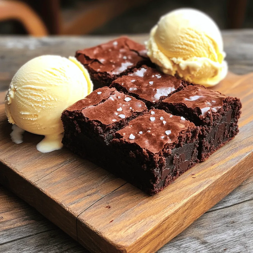 Für die perfekten fudgy Brownies benötigen Sie: - 225g ungesalzene Butter, geschmolzen - 400g Zucker - 4 große Eier - 1 Teelöffel Vanilleextrakt - 125g Weizenmehl - 90g ungesüßtes Kakaopulver - 1/2 Teelöffel Backpulver - 1/4 Teelöffel Salz - 175g Zartbitterschokoladenstückchen - 120ml frisch gebrühter Kaffee (optional) - Meersalzflocken zum Bestreuen (optional) Diese Zutaten sind einfach zu finden und machen jeden Biss köstlich. Manchmal brauchen wir Alternativen. Für glutenfreie Brownies verwenden Sie glutenfreies Mehl. Möchten Sie vegan backen? Ersetzen Sie die Eier durch Apfelmus oder Leinsamen. Nutzen Sie pflanzliche Butter für eine milchfreie Option. Diese Anpassungen halten den Geschmack und die Konsistenz der Brownies großartig. Wählen Sie immer frische Zutaten. Hochwertige Schokolade macht einen großen Unterschied. Achten Sie darauf, dass der Kakao ungesüßt ist und die Butter ungesalzen. Verwenden Sie echten Vanilleextrakt, um den Geschmack zu verbessern. Diese kleinen Details sorgen für das ultimative Schokoladenerlebnis. Wenn Sie die Zutaten mit Bedacht wählen, wird jedes Stück ein Genuss. Schauen Sie sich auch die [Full Recipe] an, um Schritt für Schritt zu lernen. Zuerst heizen Sie den Ofen auf 175 °C vor. Nehmen Sie eine 9x13 Zoll große Backform. Fetten Sie diese ein oder legen Sie sie mit Backpapier aus. Das hilft, die Brownies später leicht zu entfernen. Diese Vorbereitung ist wichtig, damit Ihre Brownies nicht an der Form kleben. Beginnen Sie mit einer großen Schüssel. Geben Sie die geschmolzene Butter und den Zucker hinein. Rühren Sie die Mischung gut um. Sie sollte glänzend und gleichmäßig sein. Fügen Sie nun die Eier einzeln hinzu. Rühren Sie nach jeder Zugabe gut um. Dann kommt der Vanilleextrakt dazu. In einer anderen Schüssel vermengen Sie das Mehl, Kakaopulver, Backpulver und Salz. Sieben Sie diese trockenen Zutaten in die feuchte Mischung. Heben Sie alles vorsichtig mit einem Spatel unter. Achten Sie darauf, nicht zu viel zu rühren. Das kann die Konsistenz der Brownies beeinflussen. Falls Sie Kaffee verwenden, rühren Sie ihn nun ein. Er intensiviert den Schokoladengeschmack. Fügen Sie dann die Schokoladenstückchen hinzu. Diese sollten gleichmäßig im Teig verteilt sein. Gießen Sie den fertigen Teig in die Backform. Streichen Sie ihn gleichmäßig aus. Jetzt backen Sie die Brownies für 25-30 Minuten. Ein Zahnstocher hilft hier. Stecken Sie ihn in die Mitte. Wenn er mit wenigen feuchten Krümeln herauskommt, sind die Brownies fertig. Nach dem Backen lassen Sie die Brownies in der Form abkühlen. Das Kühlen ist wichtig für die richtige Textur. Wenn Sie möchten, streuen Sie etwas Meersalzflocken darauf. Das gibt einen tollen Geschmack. Nach dem Auskühlen schneiden Sie die Brownies in Quadrate. Jetzt können Sie sie genießen! Für das vollständige Rezept können Sie den Abschnitt "Full Recipe" konsultieren. Um die perfekte fudgy Textur zu erreichen, sind einige Dinge wichtig. Verwenden Sie eine Mischung aus geschmolzener Butter und Zucker. Dies gibt den Brownies die nötige Feuchtigkeit. Wählen Sie hochwertige Schokolade. Zartbitterschokolade sorgt für einen intensiven Geschmack. Messen Sie die Zutaten genau. Zu viel Mehl macht die Brownies trocken. Backen Sie die Brownies nur so lange, bis sie leicht feucht sind. Ein Zahnstocher sollte mit ein paar Krümeln herauskommen. Lassen Sie die Brownies nach dem Backen in der Form abkühlen. Dies hilft, die fudgy Konsistenz zu bewahren. Ein häufiger Fehler ist das Übermischen des Teigs. Mischen Sie die Zutaten nur, bis sie gerade verbunden sind. Zu viel Rühren macht die Brownies zäh. Ein anderer Fehler ist das falsche Backen. Stellen Sie sicher, dass der Ofen die richtige Temperatur hat. Verwenden Sie ein Thermometer, um die Temperatur zu überprüfen. Achten Sie darauf, die Brownies nicht zu lange zu backen. Wenn Sie den Zahnstocher testen, ziehen Sie ihn sofort heraus. Lassen Sie die Brownies nicht zu lange im Ofen, da sie weiter garen. Die Präsentation macht viel aus. Servieren Sie die Brownies auf einem schönen Teller. Ein rustikales Holzbrett funktioniert auch gut. Streuen Sie etwas Meersalz darüber, um den Geschmack zu verstärken. Ein Löffel Vanilleeis daneben macht das Ganze unwiderstehlich. Sie können auch Schokoladensauce darüber träufeln. Dies gibt den Brownies eine schicke Note. Denken Sie daran, die Brownies in gleichmäßige Stücke zu schneiden. Eine schöne Form macht den Unterschied. Für das beste Ergebnis probieren Sie das Rezept für die dekadenten fudgy Brownies. {{image_4}} Ich liebe es, mit Fudgy Brownies zu experimentieren. Man kann viele kreative Variationen ausprobieren. Zum Beispiel kann man verschiedene Schokoladensorten nutzen. Dunkle Schokolade gibt einen intensiven Geschmack. Milchschokolade sorgt für eine süßere Note. Weiße Schokolade bringt eine cremige Textur. Ein weiteres tolles Experiment ist, die Brownies mit verschiedenen Aromen zu verfeinern. Eine Prise Zimt oder eine kleine Menge Chili kann die Schokolade aufpeppen. Auch Nüsse wie Walnüsse oder Pekannüsse geben eine knusprige Textur und tollen Geschmack. Für glutenfreie Brownies kann man einfach das Weizenmehl durch Mandelmehl oder Kokosmehl ersetzen. Diese Mehle geben den Brownies eine besondere Note. Wenn du vegane Brownies machen möchtest, ersetze die Eier durch Leinsamen oder Apfelmus. Diese Zutaten halten die Brownies feucht und lecker. Die Butter kann durch Kokosöl ersetzt werden. Das gibt zusätzlich einen feinen Geschmack. Auf diese Weise kannst du köstliche Brownies genießen, ohne auf die klassischen Zutaten zurückgreifen zu müssen. Die Zugabe von Nüssen kann deine Brownies noch besser machen. Ich empfehle, die Nüsse grob zu hacken. So erhältst du schöne Stücke in jedem Biss. Pecannüsse passen gut zu Schokolade. Haselnüsse bringen einen nussigen Geschmack. Zusätzlich kannst du Schokoladensplitter hinzufügen. Vielleicht magst du auch Karamellstückchen oder Erdnussbutter. Diese Zutaten sorgen für Überraschungen in jedem Bissen. Für das beste Geschmackserlebnis kannst du die Brownies warm servieren. So schmelzen die Schokoladensplitter und machen die Brownies besonders lecker. Wenn du mehr über die Grundrezepte erfahren möchtest, schaue dir das Full Recipe an. Brownies lieben eine kühle und trockene Umgebung. Das schützt ihre fudgy Textur. Bewahre die Brownies in einem luftdichten Behälter auf, um sie frisch zu halten. Eine gute Temperatur liegt bei 20°C. So bleiben sie weich und schokoladig. Wenn du Brownies länger aufbewahren willst, kannst du sie im Kühlschrank lagern. In einem luftdichten Behälter bleiben sie gut. Achte darauf, sie zwischen Lagen von Backpapier zu trennen. Willst du sie noch länger aufbewahren? Dann friere sie ein. Wickle jeden Brownie in Frischhaltefolie und lege sie in einen Gefrierbeutel. So bleiben sie bis zu drei Monate frisch. Die Haltbarkeit der Brownies ist wichtig. Im Raum sind sie etwa eine Woche gut. Im Kühlschrank halten sie bis zu zwei Wochen. Nach dem Auftauen im Gefrierfach, genieße sie am besten innerhalb von drei Tagen. Um die Frische zu testen, rieche an den Brownies. Wenn sie gut riechen, sind sie wahrscheinlich noch lecker. Fudgy Brownies bleiben bei richtiger Lagerung bis zu einer Woche frisch. Bewahren Sie sie in einem luftdichten Behälter auf. Wenn Sie die Brownies im Kühlschrank lagern, können sie bis zu zwei Wochen halten. Sie können sie auch einfrieren. In einem gefrierfesten Behälter bleiben sie bis zu drei Monate gut. Achten Sie darauf, die Brownies vor dem Einfrieren in Portionen zu schneiden. So können Sie sie einfach auftauen. Ja, Sie können die Brownies ohne Eier zubereiten. Verwenden Sie stattdessen Apfelmus oder zerdrückte Bananen. Ein Viertel Tasse Apfelmus ersetzt ein Ei. Diese Alternativen geben Feuchtigkeit und halten die Brownies fudgy. Auch Leinsamen können helfen. Mischen Sie einen Esslöffel Leinsamen mit drei Esslöffeln Wasser. Lassen Sie die Mischung einige Minuten stehen, bis sie dick wird. Wenn Ihre Brownies nicht fudgy sind, kann das mehrere Gründe haben. Zu langes Backen macht sie trocken. Backen Sie die Brownies nur, bis ein Zahnstocher mit feuchten Krümeln herauskommt. Ein weiterer Grund könnte zu viel Mehl sein. Messen Sie die Zutaten genau. Wenn Sie Eier ersetzen, verwenden Sie die richtigen Mengen. Die richtige Balance ist der Schlüssel zu fudgy Brownies. Für mehr Tipps schauen Sie sich das Full Recipe an. Unsere Journey durch die Welt der Fudgy Brownies war spannend. Wir haben gelernt, welche Zutaten die besten sind und wie man sie gut kombiniert. Schritt für Schritt haben wir zusammen die Zubereitung durchgenommen und Fehler, die man vermeiden sollte, besprochen. Es gibt auch viele kreative Variationen für jeden Geschmack und spezielle Diäten. Jetzt weißt du, wie du die perfekten Brownies lagerst und frisch hältst. Die Kunst des Brownie-Backens ist einfach, wenn du unsere Tipps folgst. Viel Spaß beim Backen!
