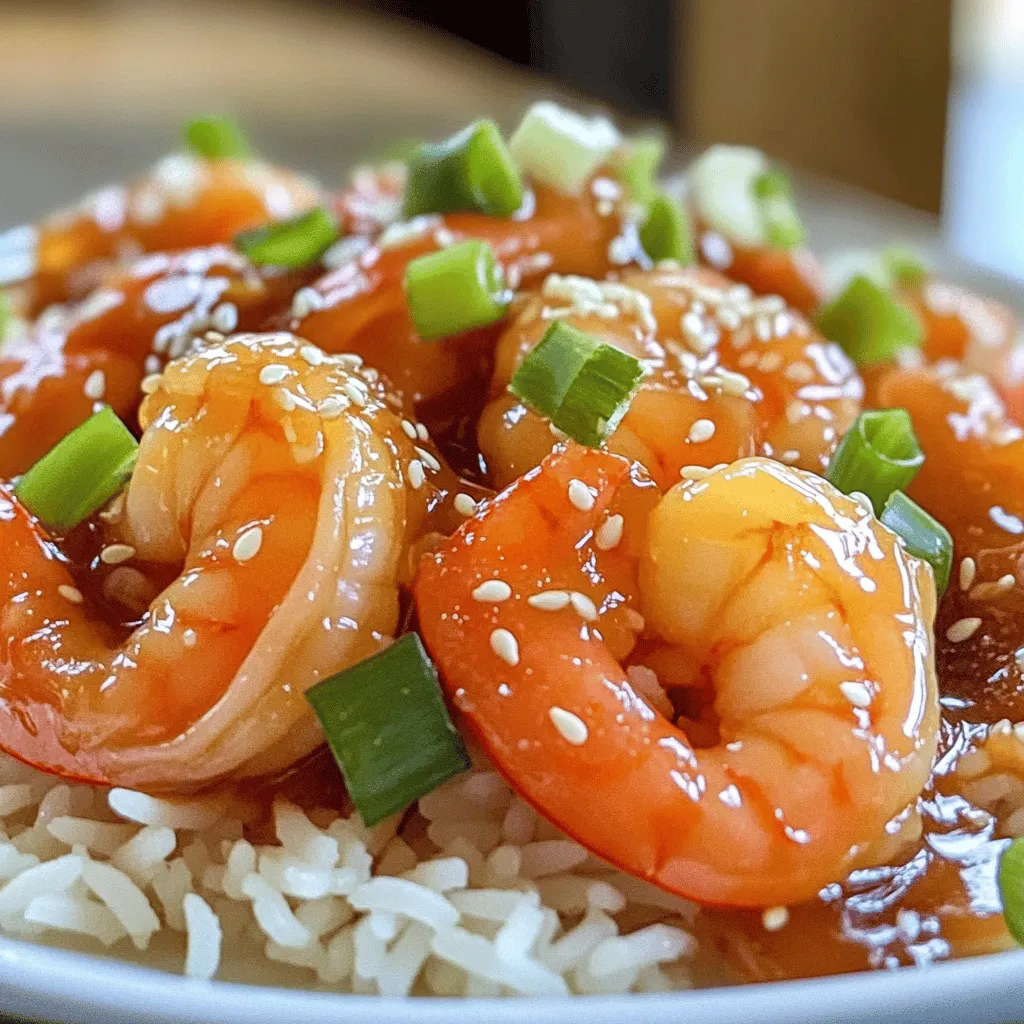 - 450 g große Garnelen - 3 Esslöffel Honig - 3 Knoblauchzehen - 2 Esslöffel Sojasauce - 1 Esslöffel frischer Ingwer - 2 Frühlingszwiebeln - Sesamsamen Bei diesem Rezept benötigst du einige wichtige Zutaten. Die Garnelen sind der Star des Gerichts. Wähle große, frische Garnelen für den besten Geschmack. Honig gibt dem Gericht eine süße Note. Der Knoblauch sorgt für viel Aroma. Du kannst frischen Ingwer hinzufügen, um einen würzigen Kick zu bekommen. Die Sojasauce bringt eine salzige Tiefe. Frühlingszwiebeln und Sesamsamen machen das Gericht bunt und schmackhaft. Wenn du alles vorbereitet hast, bist du bereit für die Zubereitung. Für das vollständige Rezept, schau dir den Abschnitt „Full Recipe“ an. - Mische in einer Schüssel die Zutaten für die Marinade: 3 Esslöffel Honig, 3 fein gehackte Knoblauchzehen, 2 Esslöffel Sojasauce, 1 Esslöffel geriebenen Ingwer und 1 Esslöffel Reisessig. - Wenn du es schärfer magst, füge ½ Teelöffel rote Pfefferflocken hinzu. - Rühre alles mit einem Schneebesen gut um, bis es gleichmäßig vermischt ist. - Erhitze in einer großen Pfanne 1 Esslöffel Olivenöl und 1 Esslöffel Sesamöl bei mittelhoher Hitze. - Wenn das Öl heiß ist, füge 450 g große, geschälte und entdarmte Garnelen hinzu. - Brate die Garnelen 2-3 Minuten pro Seite, bis sie rosa und undurchsichtig sind. - Gieße die vorbereitete Marinade über die gebratenen Garnelen. - Rühre gut um, damit die Garnelen gleichmäßig überzogen sind. - Lasse die Mischung weitere 2-3 Minuten kochen, um die Soße leicht eindicken zu lassen. - Du kannst die Garnelen jetzt nach Belieben abschmecken und genießen. Für das vollständige Rezept, schau dir den Abschnitt „Full Recipe“ an. Wähle frische Garnelen, die fest und glänzend sind. Achte auf ihre Farbe. Große Garnelen sind oft besser für dieses Rezept. Die Garzeit beträgt etwa 2-3 Minuten pro Seite. Sie sind fertig, wenn sie rosa und undurchsichtig sind. Übergaren macht sie gummiartig. Frische Kräuter wie Koriander oder Petersilie bringen mehr Geschmack. Sie fügen eine frische Note hinzu. Wenn du es scharf magst, probiere frische Chili oder rote Pfefferflocken. Diese geben dem Gericht einen tollen Kick und mehr Tiefe. Kombiniere die Garnelen mit gedämpftem Jasminreis oder einem frischen Salat. Diese Beilagen ergänzen die süße Soße perfekt. Für eine schöne Präsentation serviere die Garnelen auf einem großen Teller. Garniere sie mit Frühlingszwiebeln und Sesamsamen. Ein paar Limettenviertel an der Seite runden das Gericht ab. Für das vollständige Rezept schaue dir die gesamte Anleitung an. {{image_4}} Eine tolle Möglichkeit, das Rezept zu variieren, ist, Gemüse hinzuzufügen. Brokkoli oder Paprika passen gut zu den Garnelen. Sie bringen Farbe und zusätzliche Nährstoffe ins Gericht. Schneide das Gemüse in kleine Stücke. Brate es kurz an, bevor du die Garnelen hinzufügst. So bleibt das Gemüse knackig und frisch. Du kannst auch andere Meeresfrüchte verwenden. Tintenfisch oder Jakobsmuscheln sind gute Alternativen. Die Zubereitung bleibt gleich, aber der Geschmack wird einzigartig. Experimentiere und finde deine Lieblingskombination. Wenn du die Honig-Knoblauch-Soße abändern möchtest, kannst du verschiedene Zutaten verwenden. Zum Beispiel, füge etwas Limettensaft hinzu. Das gibt der Soße einen frischen Kick. Du kannst auch Teriyaki-Soße nutzen, um einen anderen Geschmack zu erzielen. Anstelle von Honig kann auch Agavendicksaft oder brauner Zucker genutzt werden. Diese Süßstoffe bringen ebenfalls einen leckeren Geschmack. Probiere verschiedene Optionen aus und finde heraus, was dir am besten schmeckt. Um die honig-knoblauch-glasierten Garnelen frisch zu halten, lagere sie in einem luftdichten Behälter. Stelle sicher, dass der Behälter gut verschlossen ist. Das hilft, Gerüche im Kühlschrank zu vermeiden. Du kannst die Garnelen bis zu drei Tage im Kühlschrank aufbewahren. Achte darauf, sie nicht länger zu lassen, damit sie nicht verderben. Die übrig gebliebenen Garnelen sind am besten frisch. Wenn du sie richtig lagerst, bleiben sie bis zu drei Tage gut. Nach dieser Zeit können sie an Geschmack verlieren oder ungenießbar werden. Wenn du sie länger aufbewahren möchtest, friere sie ein. So bleiben sie bis zu drei Monate haltbar. Um die Garnelen wieder zuzubereiten, kannst du sie in einer Pfanne bei mittlerer Hitze aufwärmen. Füge einen Spritzer Öl hinzu, um ein Ankleben zu vermeiden. Achte darauf, die Garnelen nicht zu lange zu erhitzen. So bleiben sie saftig und zart. Überkochen ist ein häufiger Fehler. Garnelen garen schnell, also achte auf die Zeit. Erhitze sie nur, bis sie wieder warm sind. Wenn sie zu lange in der Pfanne bleiben, werden sie gummiartig und trocken. Verwende diese Tipps, um die beste Textur zu erreichen. Garnelen sind im Kühlschrank etwa 2 bis 3 Tage haltbar. Bewahre sie in einem luftdichten Behälter auf. Wenn du sie einfrierst, halten sie bis zu 6 Monate. Stelle sicher, dass du sie gut verpackst, um Frostbrand zu vermeiden. Achte darauf, dass die Garnelen frisch sind, bevor du sie kochst. Ja, du kannst die Garnelen auch grillen. Heize deinen Grill auf mittlere Hitze vor. Mariniere die Garnelen wie im Rezept beschrieben. Lege sie dann auf den Grill. Gar die Garnelen 2 bis 3 Minuten pro Seite, bis sie rosa sind. Verwende eine Grillmatte, wenn du magst, um ein Ankleben zu vermeiden. Zu diesen Garnelen passen viele Beilagen. Serviere sie mit gedämpftem Jasminreis. Ein frischer grüner Salat ist auch eine gute Wahl. Du kannst auch asiatische Nudeln oder eine Gemüsepfanne dazu reichen. Garniere das Gericht mit Limettenvierteln für einen spritzigen Akzent. Dies bringt einen zusätzlichen Geschmack. Für das vollständige Rezept, schau dir bitte [Full Recipe] an. Zusammenfassend haben wir die besten Zutaten für honig-knoblauch-glasierte Garnelen besprochen. Von der Marinade bis zum Garen sind die Schritte einfach. Du kannst die Garnelen nach deinem Geschmack anpassen und mit frischen Beilagen kombinieren. Denke daran, die Garnelen richtig zu lagern und die Reste aufzuwärmen, um ihre Frische zu bewahren. Mit diesen Tipps wird dein Gericht sicher ein Hit. Probier es aus und genieße das Kochen!