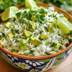 Für Avocado Koriander Limettenreis brauchen Sie: - 1 Tasse Jasminreis - 2 Tassen Gemüsebrühe - 1 reife Avocado, gewürfelt - 1/4 Tasse frischer Koriander, fein gehackt - 1 Limette, abgerieben und ausgepresst - 1 Esslöffel Olivenöl - 1/2 Teelöffel Knoblauchpulver - Salz und Pfeffer nach Geschmack Diese Zutaten bringen frische und Farbe in Ihr Gericht. Wählen Sie eine reife Avocado. Sie sollte leicht auf Druck nachgeben. Vermeiden Sie Avocados mit dunklen Flecken. Diese sind oft überreif. Eine perfekte Avocado hat eine glatte, grüne Haut. Sie sollte aromatisch riechen. Wenn Sie Avocados kaufen, beachten Sie die Farbe. Dunklere Avocados können reif sein, aber testen Sie sie vorsichtig. Lagern Sie reife Avocados im Kühlschrank. So bleiben sie frisch. Frischer Koriander ist ein Muss für dieses Gericht. Achten Sie beim Kauf darauf, dass die Blätter grün und knackig sind. Vermeiden Sie welke oder gelbe Blätter. Der Duft sollte frisch und erdig sein. Kaufen Sie Koriander am besten auf dem Markt oder in einem gut sortierten Geschäft. Lagern Sie ihn in einem feuchten Tuch im Kühlschrank. So bleibt er länger frisch. Wenn Sie diese Zutaten gut auswählen, wird Ihr Avocado Koriander Limettenreis noch besser. Für das vollständige Rezept schauen Sie sich die [Full Recipe] an. Zuerst spüle ich den Jasminreis. Ich mache das unter kaltem Wasser. Das Wasser sollte klar sein. So entferne ich überschüssige Stärke. Dann lasse ich den Reis gut abtropfen. Dies ist wichtig, damit der Reis nicht klebrig wird. Jetzt nehme ich einen mittleren Topf. Ich gebe den abgespülten Reis und die Gemüsebrühe hinein. Bei mittlerer Hitze bringe ich es zum Kochen. Wenn es kocht, reduziere ich die Hitze und decke den Topf ab. Nach etwa 15 Minuten ist der Reis fertig. Dann nehme ich den Topf vom Herd. Ich lasse den Reis noch 10 Minuten ruhen. Danach lockere ich den Reis mit einer Gabel auf. In einer separaten Schüssel mache ich die Avocado-Mischung. Ich füge die gewürfelte Avocado, den gehackten Koriander, den Limettenabrieb und den Limettensaft hinzu. Dann kommt das Olivenöl und das Knoblauchpulver dazu. Ich würze mit Salz und Pfeffer. Ich falte die Mischung vorsichtig, damit die Avocado ganz bleibt. Wenn der Reis etwas abgekühlt ist, hebe ich die Avocado-Mischung unter den Reis. Ich achte darauf, dass alles gut kombiniert ist. Das ist die perfekte Basis für Avocado Koriander Limettenreis. Wer die vollständige Anleitung sucht, findet sie in der [Full Recipe]. Um perfekten Jasminreis zu kochen, spüle ihn zuerst gut ab. Das Entfernen der Stärke macht den Reis lockerer. Ich verwende zwei Tassen Gemüsebrühe für jede Tasse Reis. Das gibt dem Reis mehr Geschmack. Achte darauf, die Hitze nach dem Kochen sofort zu reduzieren. So bleibt der Reis zart und wird nicht matschig. Um den Geschmack zu verbessern, füge frischen Limettensaft und Limettenabrieb hinzu. Diese bringen Frische in das Gericht. Ich empfehle, auch Knoblauchpulver hinzuzufügen. Es gibt dem Reis eine subtile Tiefe. Vergiss nicht, die Mischung mit Salz und Pfeffer abzuschmecken. So wird der Geschmack perfekt. Ein häufiger Fehler ist, den Reis nicht nach dem Kochen ruhen zu lassen. Das lässt den Dampf den Reis perfekt garen. Ein weiterer Fehler ist das Übermischen der Avocado. Sei vorsichtig, wenn du die Avocado-Mischung unter den Reis hebst. Zu viel Rühren macht die Avocado matschig. Halte die Mischung leicht und luftig für die beste Textur. {{image_4}} Es gibt viele Möglichkeiten, Avocado Cilantro Lime Rice zu bereichern. Fügen Sie zum Beispiel schwarze Bohnen hinzu. Sie bringen Protein und Ballaststoffe. Gegrilltes Gemüse ist auch eine tolle Option. Paprika, Zucchini oder Mais sorgen für mehr Farbe und Geschmack. Sie können auch Feta oder Queso Fresco für eine cremige Note einstreuen. Diese Zutaten machen den Reis noch schmackhafter und interessanter. Für Veganer ist dieses Rezept perfekt. Alle Zutaten sind pflanzlich. Wenn Sie glutenfrei leben, verwenden Sie einfach die richtige Gemüsebrühe. Es gibt viele glutenfreie Optionen im Handel. Wenn Sie Low-Carb essen, ersetzen Sie Reis durch Blumenkohlreis. Das ist eine großartige Alternative. Sie behalten den frischen Geschmack und die Textur des Reises. Möchten Sie es schärfer? Fügen Sie frische Jalapeños oder Serrano-Paprika hinzu. Hacken Sie sie fein und mischen Sie sie mit der Avocado. Eine Prise Cayennepfeffer kann auch helfen. Denken Sie daran, vorsichtig zu sein. Schärfe kann schnell überwältigen. Beginnen Sie mit kleinen Mengen und passen Sie nach Geschmack an. So finden Sie die perfekte Balance. Um den Avocado Koriander Limettenreis frisch zu halten, lagere ihn in einem luftdichten Behälter. Das schützt vor Luft und Gerüchen. Stelle sicher, dass der Behälter gut verschlossen ist. So bleibt der Geschmack erhalten. Wenn du eine Portion übrig hast, lege sie gleich nach dem Essen in den Kühlschrank. Um den Reis wieder aufzuwärmen, benutze eine Pfanne oder die Mikrowelle. In der Pfanne kannst du ein wenig Wasser oder Brühe hinzufügen, um den Reis feucht zu halten. Erhitze ihn bei mittlerer Hitze, bis er warm ist. In der Mikrowelle lege den Reis in eine Schüssel, füge etwas Wasser hinzu und decke die Schüssel ab. Erhitze ihn in Intervallen von 30 Sekunden, bis er heiß ist. Der Reis hält sich im Kühlschrank etwa drei Tage. Achte darauf, ihn in einem luftdichten Behälter zu lagern. Überprüfe den Reis vor dem Essen. Wenn er seltsam riecht oder die Farbe sich ändert, wirf ihn weg. So bleibst du gesund und kannst den leckeren Geschmack genießen. Avocado Cilantro Lime Rice bleibt frisch für etwa drei Tage im Kühlschrank. Bewahren Sie den Reis in einem luftdichten Behälter auf. Überprüfen Sie vor dem Essen den Geruch und das Aussehen. Wenn alles gut aussieht, können Sie ihn genießen. Ja, Sie können den Reis im Voraus kochen. Bereiten Sie den Jasminreis und die Avocado-Mischung getrennt vor. Kombinieren Sie sie kurz vor dem Servieren. So bleibt die Avocado frisch und grün. Das Rezept ist perfekt für Meal Prep und einfache, schnelle Mahlzeiten. Dieser Reis passt gut zu vielen Gerichten. Servieren Sie ihn zu gegrilltem Hähnchen oder Fisch. Auch Tacos oder Burritos sind tolle Begleiter. Für eine vegetarische Option passen schwarze Bohnen oder gebratenes Gemüse gut dazu. Experimentieren Sie, um Ihre Lieblingskombination zu finden! In diesem Artikel haben wir die besten Zutaten für Avocado-Koriander-Limettenreis erkundet. Ich habe die Auswahl frischer Avocados und Koriander behandelt. Zudem gab ich Tipps zur Zubereitung des Reises. Du lernst, wie du den Geschmack verbesserst und häufige Fehler vermeidest. Variationen bringen neues Leben in das Rezept. Auch die richtigen Aufbewahrungshinweise waren wichtig, um die Frische zu maximieren. Nutze unser Wissen, um diesen köstlichen Reis selbst zuzubereiten. Es macht Spaß und schmeckt toll!