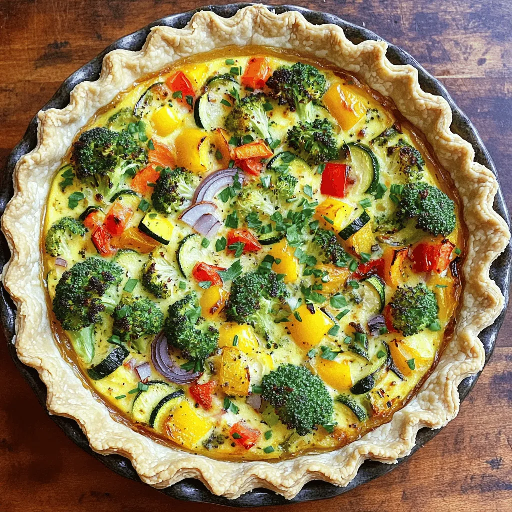 Roasted Veggie Quiche Einfaches und leckeres Rezept