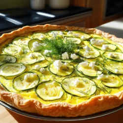 Zucchini Feta Quiche Köstliche und einfache Zubereitung