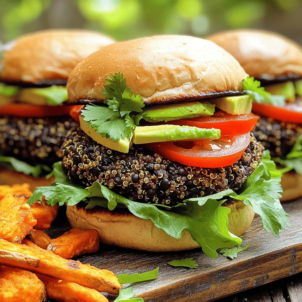 Um die Spicy Chipotle Black Bean Burgers zuzubereiten, benötigst du folgende Hauptzutaten: - 1 Dose (425 g) schwarze Bohnen, abgetropft und abgespült - 120 ml gekochte Quinoa - 120 ml Paniermehl (oder glutenfreie Alternative) - 1 kleine Zwiebel, fein gehackt - 2 Knoblauchzehen, zerdrückt - 1-2 Chipotle-Paprika in Adobosauce, fein gehackt - 1 Teelöffel Kreuzkümmel - 1 Teelöffel geräuchertes Paprikapulver - 1 Esslöffel Limettensaft - 1 Teelöffel Salz - 1/2 Teelöffel schwarzer Pfeffer - 1 Ei (oder Leinsamen-Ei für vegane Option) - Olivenöl zum Braten Diese Zutaten sorgen für einen tollen Geschmack und eine schöne Textur. Wenn du die Burger vegan zubereiten möchtest, ersetze einfach das Ei durch ein Leinsamen-Ei. Mische dafür einen Esslöffel gemahlene Leinsamen mit drei Esslöffeln Wasser. Lass die Mischung etwa fünf Minuten ruhen, bis sie dick wird. Diese einfache Zutat hilft, die Burger zusammenzuhalten. Für das perfekte Burger-Erlebnis empfehle ich dir diese Zutaten zum Servieren: - Burger-Brötchen - Römersalat - Tomaten - Avocado Diese frischen Zutaten machen deinen Burger noch schmackhafter und gesünder. Du kannst auch Süßkartoffelpommes oder einen erfrischenden Gurkensalat als Beilage servieren. Garniere die Burger mit frischem Koriander oder einem Klecks Avocado-Crema. Zuerst nehmen wir die schwarzen Bohnen. Ich verwende eine Dose, die ich abspüle und abtropfen lasse. Dann zerdrücke ich die Bohnen mit einer Gabel oder einem Kartoffelstampfer. Es ist wichtig, eine grobe Mischung zu haben, mit einigen Stücken. In die Schüssel kommen jetzt die gekochte Quinoa und das Paniermehl. Ich benutze 120 ml von beidem. Dann füge ich eine kleine, fein gehackte Zwiebel und zwei zerdrückte Knoblauchzehen hinzu. Das gibt viel Geschmack. Jetzt wird es scharf! Ich nehme ein bis zwei Chipotle-Paprika aus der Adobosauce, je nach Wunsch. Diese hacke ich fein und gebe sie zur Mischung. Dann kommen ein Teelöffel Kreuzkümmel, ein Teelöffel geräuchertes Paprikapulver, ein Esslöffel Limettensaft, ein Teelöffel Salz und ein halber Teelöffel schwarzer Pfeffer dazu. Ich vermische alles gründlich. Wenn die Mischung zu feucht ist, füge ich mehr Paniermehl hinzu. Jetzt ist es Zeit, die Patties zu formen. Ich nehme die Mischung und teile sie in vier gleich große Portionen. Dann forme ich die Patties mit den Händen. Sie sollten gleichmäßig und nicht zu dick sein. Falls du eine vegane Option möchtest, kannst du ein Leinsamen-Ei verwenden. Das hilft, die Patties zusammenzuhalten. Ich erhitze eine Pfanne bei mittlerer Hitze. In die Pfanne gebe ich einen Schuss Olivenöl. Wenn das Öl heiß ist, lege ich die Patties hinein. Ich brate die Patties etwa fünf bis sieben Minuten pro Seite. Sie sollten goldbraun und knusprig sein. Während die Burger braten, kann ich die Brötchen rösten, wenn ich möchte. Sobald die Patties fertig sind, baue ich die Burger. Auf jedes Brötchen kommt ein Patty. Ich füge Römersalat, Tomaten und Avocado hinzu. So wird der Burger frisch und lecker! Um die perfekte Konsistenz zu erreichen, zerdrücke die schwarzen Bohnen gut. Du brauchst eine Mischung mit etwas Textur. Wenn die Mischung zu nass ist, füge mehr Paniermehl hinzu. Das Paniermehl hilft, die Patties zusammenzuhalten. Achte darauf, dass die Patties nicht zu trocken sind. Sie sollen saftig und lecker bleiben. Die Zubereitung dieser Burger dauert etwa 15 Minuten. Plane die Kochzeit von 30 Minuten ein. Um die Zeit zu sparen, bereite die Zutaten im Voraus vor. Hacke die Zwiebel und den Knoblauch schon vorher. Koche die Quinoa am Vortag. So hast du alles bereit, wenn du es brauchst. Dies macht das Kochen schneller und einfacher. Um mehr Geschmack in deine Burger zu bringen, experimentiere mit Gewürzen. Du kannst mehr Chipotle-Paprika hinzufügen, wenn du es schärfer magst. Auch frische Kräuter wie Koriander machen einen großen Unterschied. Probiere Limettensaft für einen frischen Kick. Du kannst auch etwas scharfe Soße in die Mischung geben. Das steigert den Geschmack und die Würze. {{image_4}} Diese Spicy Chipotle Black Bean Burgers sind von Natur aus vegetarisch. Um sie vegan zu machen, ersetze das Ei durch ein Leinsamen-Ei. Mische einen Esslöffel Leinsamen mit drei Esslöffeln Wasser. Lass es fünf Minuten ruhen, bis es dick wird. Das gibt den Patties die nötige Bindung. Du kannst die Burger nach deinem Geschmack anpassen. Füge zum Beispiel frische Kräuter wie Koriander oder Petersilie hinzu. Auch Mais oder Paprika bringen Farbe und Geschmack. Probiere verschiedene Käsesorten, wenn du nicht vegan bist. Avocado ist eine tolle Ergänzung, die die Schärfe ausgleicht. Für das Grillen forme die Patties etwas dicker, damit sie nicht durchfallen. Lege sie auf den Grill und wende sie vorsichtig. Beim Backen lege die Patties auf ein mit Backpapier belegtes Blech. Backe sie bei 200°C für etwa 20 Minuten. So werden sie knusprig, ohne viel Fett. Um deine Burger-Patties frisch zu halten, lege sie in einen luftdichten Behälter. Das schützt sie vor Feuchtigkeit und Gerüchen. Du kannst die Patties im Kühlschrank bis zu drei Tage aufbewahren. Wenn du sie länger lagern möchtest, ist das Einfrieren eine bessere Option. Um die Patties einzufrieren, lege sie auf ein Backblech. Stelle sicher, dass sie nicht übereinanderliegen. Friere sie für etwa zwei Stunden ein. Danach kannst du die Patties in einen Gefrierbeutel legen. So bleiben sie bis zu drei Monate frisch. Vergiss nicht, das Datum auf den Beutel zu schreiben. Um die gefrorenen Patties zu erwärmen, nimm sie zuerst aus dem Gefrierbeutel. Lasse sie etwa 30 Minuten bei Raumtemperatur auftauen. Du kannst sie dann in einer Pfanne bei mittlerer Hitze braten. Brate sie für 5-7 Minuten pro Seite, bis sie durch und knusprig sind. Alternativ kannst du sie auch im Ofen backen. Stelle den Ofen auf 180 Grad Celsius ein und backe die Patties für 15-20 Minuten. Um die Spicy Chipotle Black Bean Burgers glutenfrei zu machen, wähle glutenfreies Paniermehl. Dieses ersetzt das normale Paniermehl. Achte darauf, dass alle anderen Zutaten ebenfalls glutenfrei sind. Viele Marken bieten glutenfreie Produkte an, die leicht zu finden sind. So kannst du sicherstellen, dass alle Zutaten zu deinem Rezept passen. Wenn du keinen Chipotle-Paprika hast, probiere geräuchertes Paprikapulver. Es gibt eine ähnliche rauchige Note, die gut passt. Du kannst auch einfach normale Paprika verwenden, wenn du es weniger scharf magst. Für einen extra Kick, füge etwas Cayennepfeffer hinzu. Die besten Brötchen für diese Burger sind weiche Burger-Brötchen. Sie halten die Patties gut zusammen und sind einfach zu essen. Du kannst auch Vollkornbrötchen für einen gesünderen Twist wählen. Wenn du es knusprig magst, röstest du die Brötchen vor dem Befüllen. Das gibt extra Textur und Geschmack. Spicy Chipotle Black Bean Burgers sind einfach zu machen. Wir haben Zutaten, Schritte und Tipps behandelt. Jetzt weißt du, wie du leckere Burger zubereiten kannst. Variationen und Lagerung sind wichtig, um sie frisch zu halten. Probiere verschiedene Zutaten und Füllungen aus. So findest du deinen Lieblingsgeschmack. Lass die Kreativität sprudeln und genieße die Burger frisch oder aufgewärmt. Einfach, schmackhaft und gesund!
