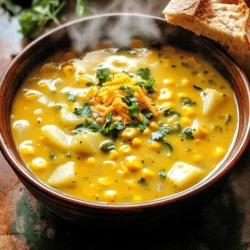 Für dieses leckere Rezept benötigen Sie: - 4 frische Maiskolben, die Körner abgenommen - 2 Esslöffel Olivenöl - 1 mittelgroße Zwiebel, gewürfelt - 2 Knoblauchzehen, fein gehackt - 2 mittelgroße Kartoffeln, geschält und gewürfelt - 1-2 frische Jalapeños, entkernt und fein gehackt - 4 Tassen Gemüsebrühe - 1 Tasse Schlagsahne - 1 Tasse scharfer Cheddar-Käse, gerieben - Salz und Pfeffer nach Geschmack - Frischer Koriander oder Schnittlauch, zur Garnierung Diese Zutaten geben der Chowder ihren tollen Geschmack. Frische Zutaten sind der Schlüssel zu einem leckeren Gericht. Sie können dieses Rezept leicht anpassen. Mögen Sie es schärfer? Fügen Sie mehr Jalapeños hinzu! Für eine rauchige Note können Sie geräucherten Cheddar verwenden. Wenn Sie eine vegetarische Option möchten, tauschen Sie die Schlagsahne gegen Kokosmilch aus. Sie können sogar schwarze Bohnen für mehr Protein hinzufügen. Seien Sie kreativ! Wählen Sie frischen Mais, der fest und süß ist. Seine Körner sollten prall und glänzend aussehen. Achten Sie auf Zwiebeln, die fest und ohne dunkle Stellen sind. Bei Jalapeños schauen Sie nach einer tiefgrünen Farbe. Diese sind frisch und schmackhaft. Verwenden Sie frische Kräuter wie Koriander oder Schnittlauch, um das Gericht zu garnieren. So kommt der Geschmack wirklich zur Geltung. Erhitze zwei Esslöffel Olivenöl in einem großen Topf bei mittlerer Hitze. Das Öl ist heiß genug, wenn es leicht schimmert. Füge dann eine gewürfelte Zwiebel hinzu. Brate die Zwiebel für etwa fünf bis sieben Minuten an. Sie sollte glasig werden. Rühre die Zwiebel regelmäßig um, damit sie gleichmäßig gart. Sobald die Zwiebel glasig ist, füge zwei gehackte Knoblauchzehen und ein bis zwei fein gehackte Jalapeños hinzu. Die Menge der Jalapeños hängt von deinem Schärfewunsch ab. Brate alles zusammen für zwei bis drei Minuten an. Achte darauf, dass der Knoblauch nicht verbrennt. Der Duft wird köstlich sein. Jetzt kommen die Kartoffeln ins Spiel! Schäle und würfle zwei mittelgroße Kartoffeln. Gib die gewürfelten Kartoffeln in den Topf. Gieße dann vier Tassen Gemüsebrühe hinzu. Lass die Mischung aufkochen. Reduziere die Hitze und lass alles für etwa 15 Minuten köcheln. Die Kartoffeln sollten weich sein, aber nicht zerfallen. Nach 15 Minuten ist es Zeit für den Mais. Füge vier frische Maiskolben hinzu, deren Körner du bereits abgenommen hast. Du kannst auch zwei Tassen gefrorenen Mais verwenden. Gieße dann eine Tasse Schlagsahne hinein. Lass die Chowder für weitere fünf Minuten köcheln. Der Mais wird süß und die Chowder cremig. Nehme den Topf vom Herd. Jetzt kommt der starre Käse! Rühre eine Tasse geriebenen Cheddar-Käse hinein, bis er schmilzt. Schmecke die Chowder mit Salz und Pfeffer ab. Wenn du eine cremige Konsistenz willst, püriere etwa die Hälfte der Chowder mit einem Stabmixer. So bleibt sie schön cremig, aber hat auch Textur. Stelle den Topf bei niedriger Hitze zurück, um ihn warm zu halten. Um die beste Konsistenz für Ihre Chowder zu erreichen, pürieren Sie nur einen Teil. Ich empfehle, etwa die Hälfte der Chowder mit einem Stabmixer zu pürieren. So bleibt die Chowder cremig und hat auch noch stückige Elemente. Wenn Sie es lieber dicker mögen, fügen Sie mehr Kartoffeln hinzu oder lassen Sie die Chowder länger köcheln. Achten Sie darauf, die Hitze niedrig zu halten, wenn Sie die Schlagsahne und den Käse hinzufügen. So bleibt die Chowder schön geschmeidig. Möchten Sie Ihrer Chowder mehr Geschmack verleihen? Fügen Sie geräucherten Paprika oder Kreuzkümmel hinzu. Diese Gewürze bringen eine neue Dimension in Ihr Gericht. Eine weitere Idee ist, gebratene Speckwürfel unterzumischen. Sie geben der Chowder einen herzhaften Kick. Experimentieren Sie auch mit verschiedenen Käsesorten. Gouda oder Pepper Jack können spannende Alternativen bieten. Servieren Sie die Chowder mit frischem Brot, um jeden Bissen noch besser zu machen. Knuspriges Baguette ist eine tolle Wahl. Auch ein einfacher grüner Salat passt gut dazu. Frische Kräuter wie Koriander oder Schnittlauch sind perfekte Garnierungen. Sie geben nicht nur Farbe, sondern auch Geschmack. Wenn Sie es schärfer mögen, können Sie frische Jalapeños als Topping verwenden. {{image_4}} Für eine vegetarische Version der Jalapeño-Käse-Mais-Chowder, ersetzen Sie die Gemüsebrühe durch eine Gemüsebrühe ohne tierische Produkte. Verwenden Sie auch einen Käse, der keine tierischen Zutaten hat. Das macht die Chowder für alle geeignet, die auf Fleisch verzichten. Um die Chowder glutenfrei zu machen, verwenden Sie glutenfreie Brühe und stellen sicher, dass alle Zutaten, wie Käse und Gewürze, glutenfrei sind. Kartoffeln geben der Chowder eine tolle Konsistenz und sind von Natur aus glutenfrei. Wenn Sie es gerne schärfer mögen, fügen Sie zusätzliche Jalapeños oder andere scharfe Paprikasorten hinzu. Experimentieren Sie mit Gewürzen wie Kreuzkümmel oder Paprika. Diese verleihen der Chowder mehr Tiefe und Geschmack. Sie können auch etwas Cayennepfeffer für einen zusätzlichen Kick verwenden. Nach dem Kochen kannst du die Chowder in einem luftdichten Behälter aufbewahren. Stelle sicher, dass die Chowder vollständig abgekühlt ist, bevor du sie in den Kühlschrank stellst. So bleibt sie frisch. Die Chowder hält sich im Kühlschrank bis zu drei Tage. Wenn du sie länger aufbewahren möchtest, ziehe die Tiefkühloption in Betracht. Um die Chowder einzufrieren, fülle sie in gefriergeeignete Behälter. Lasse dabei etwas Platz für die Ausdehnung. Du kannst die Chowder bis zu drei Monate im Gefrierschrank lagern. Zum Auftauen lege die Behälter einfach über Nacht in den Kühlschrank. So bleibt der Geschmack erhalten. Beim Aufwärmen der Chowder solltest du sie langsam erhitzen. Nutze einen Topf bei mittlerer Hitze. Rühre die Chowder gut um, um ein Anbrennen zu vermeiden. Wenn die Chowder zu dick ist, kannst du etwas Gemüsebrühe oder Wasser hinzufügen. So bleibt die richtige Konsistenz erhalten. Achte darauf, die Chowder nicht zu lange zu kochen, damit sie nicht an Geschmack verliert. Die Zubereitung dauert etwa 40 Minuten. Die Vorbereitungszeit liegt bei 15 Minuten. Danach kocht das Chowder für 25 Minuten. Es ist einfach und schnell. Perfekt für einen Feierabend! Ja, du kannst gefrorenen Mais verwenden. Das spart Zeit und ist praktisch. Gefrorener Mais hat oft einen guten Geschmack. Du sparst dir das Abnehmen der Körner von den Kolben. Die Schärfe hängt von der Anzahl der Jalapeños ab. Verwende eine Jalapeño für milde Schärfe. Für mehr Hitze nimm zwei. Du kannst die Samen auch entfernen. So wird es weniger scharf. Ein knuspriges Brot passt super dazu. Es hilft, die cremige Chowder aufzusaugen. Auch ein frischer Salat ist eine gute Wahl. Er bringt Frische und leichte Säure dazu. Dieser Artikel hat die wichtigsten Zutaten für den Jalapeño-Käse-Mais-Chowder behandelt. Ich habe Ihnen gezeigt, wie man jeden Schritt zubereitet, um den vollen Geschmack zu erreichen. Tipps und Variationen helfen Ihnen, kreative Optionen zu finden, die allen schmecken. Denken Sie auch an die Lagerung, damit Ihre Reste frisch bleiben. Experimentieren Sie mit neuen Geschmäckern und genießen Sie ein leckeres Gericht. Ihr Chowder wird ein Hit bei jedem Essen!