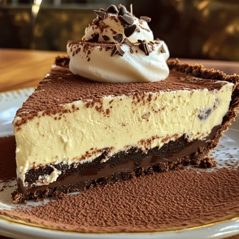 Um die Mocha Chip Icebox Pie zu machen, benötigst du folgende Zutaten: - 1 ½ Tassen zerstoßene Schokoladenwaffelkekse - ½ Tasse ungesalzene Butter, geschmolzen - 2 Tassen schwere Schlagsahne - 1 Tasse gesüßte Kondensmilch - ½ Tasse abgekühlter Espresso - ¼ Tasse Puderzucker - 1 Teelöffel Vanilleextrakt - ½ Tasse halbbitterschokoladenstückchen - Optional: Kakaopulver zum Bestäuben Wähle frische und hochwertige Zutaten. Achte darauf, dass die Schlagsahne kalt ist, damit sie gut aufschlägt. Für den Espresso benutze frisch gebrühten Kaffee, um einen kräftigen Geschmack zu bekommen. Die Schokoladenwaffelkekse sollten knusprig sein, um die perfekte Kruste zu bilden. Bei der Butter greifst du am besten zu ungesalzener Butter für eine ausgewogene Süße. Wenn du keine Schokoladenwaffelkekse hast, kannst du auch andere Kekse verwenden, wie Oreo-Kekse oder Graham-Cracker. Statt schwerer Schlagsahne kannst du auch eine leichtere Schlagsahne oder sogar Kokoscreme verwenden. Für eine milchfreie Option, wähle eine pflanzliche Kondensmilch. Wenn du keinen Espresso hast, kannst du starken Kaffee nutzen. Um die Keks-Kruste zu machen, brauchen Sie zuerst die zerstoßenen Schokoladenwaffelkekse. Messen Sie 1 ½ Tassen ab und geben Sie sie in eine große Rührschüssel. Dann schmelzen Sie ½ Tasse ungesalzene Butter. Gießen Sie die geschmolzene Butter zu den Keksen. Rühren Sie die Mischung, bis sie wie nasser Sand aussieht. Dann drücken Sie diese Mischung gleichmäßig in eine 23-cm-Pie-Form. Achten Sie darauf, dass der Boden und die Seiten gut bedeckt sind. Nutzen Sie den Boden eines Messbechers, um eine glatte Schicht zu formen. Nun stellen Sie die Kruste für mindestens 30 Minuten in den Kühlschrank. Das hilft, die Kruste fest zu machen. Für die Füllung nehmen Sie eine große Rührschüssel. Geben Sie 2 Tassen schwere Schlagsahne, 1 Tasse gesüßte Kondensmilch, ½ Tasse abgekühlten Espresso, ¼ Tasse Puderzucker und 1 Teelöffel Vanilleextrakt hinein. Mischen Sie alles gut, bis es cremig ist. Es ist wichtig, dass die Mischung gut vermengt ist, damit die Torte schön schmeckt. Jetzt fügen Sie ½ Tasse halbbitterschokoladenstückchen hinzu. Heben Sie diese vorsichtig unter die Füllung. So bleiben die Schokoladenstückchen ganz. Nehmen Sie die Keks-Kruste aus dem Kühlschrank. Gießen Sie die Mocha-Füllung in die Kruste. Glätten Sie die Oberfläche mit einem Spatel. Jetzt ist es Zeit, die Torte kühl zu stellen. Decken Sie die Torte mit Frischhaltefolie ab. Stellen Sie sie für mindestens 4 Stunden oder bis die Füllung fest ist in den Gefrierschrank. Vor dem Servieren nehmen Sie die Torte etwa 10 Minuten vorher aus dem Gefrierschrank. So wird das Schneiden leichter. Wenn Sie möchten, können Sie die Torte mit Kakaopulver bestäuben und in Stücke schneiden. Ein häufiger Fehler ist, die Kruste nicht lange genug zu kühlen. Dies führt dazu, dass sie bröckelig wird. Achte darauf, die Kruste mindestens 30 Minuten im Kühlschrank zu lassen. Ein weiterer Fehler ist, die Füllung zu schnell zu mischen. Übermixen kann die Luftigkeit der Schlagsahne zerstören und die Füllung schwer machen. Mixe nur, bis alles gut vermischt ist. Für das beste Ergebnis nimm die Torte 10 Minuten vor dem Servieren aus dem Gefrierfach. Das erleichtert das Schneiden. Verwende einen scharfen Messer und tauche es in heißes Wasser, um saubere Stücke zu schneiden. Serviere jedes Stück auf einem gekühlten Teller. Garniere es mit einem Klecks Schlagsahne und etwas Schokoladenspänen. Das sieht nicht nur gut aus, sondern schmeckt auch großartig! Für besondere Anlässe kannst du die Torte mit verschiedenen Toppings anpassen. Füge frische Beeren wie Himbeeren oder Erdbeeren hinzu. Diese sorgen für schöne Farben und fruchtigen Geschmack. Du kannst auch Karamellsauce oder Nüsse wie Mandeln oder Walnüsse verwenden. Dies gibt der Torte einen neuen Twist und macht sie noch köstlicher. {{image_4}} Um die Mocha Chip Eiskasten-Torte glutenfrei zu machen, wählen Sie glutenfreie Kekse. Sie können glutenfreie Schokoladenwaffelkekse verwenden. Mischen Sie diese mit der geschmolzenen Butter wie im Rezept. Achten Sie darauf, auch die anderen Zutaten auf Glutenfreiheit zu prüfen. So bleibt die Torte für alle genießbar. Für eine vegane Version der Torte ersetzen Sie die schwere Schlagsahne durch eine pflanzliche Sahne. Kokosnusscreme ist eine großartige Wahl. Nutze ungesüßte Kondensmilch aus Pflanzenmilch oder eine Cashew-Creme. Verwenden Sie vegane Schokoladenstückchen für den Schokoladengeschmack. Diese Optionen halten die Torte lecker und veganfreundlich. Sie können die Mocha Chip Eiskasten-Torte anpassen. Fügen Sie etwas Mandel- oder Haselnuss-Extrakt hinzu, um den Geschmack zu variieren. Auch Karamell- oder Haselnussstückchen können eine tolle Ergänzung sein. Experimentieren Sie mit verschiedenen Kakaopulvern oder sogar Gewürzen wie Zimt für einen anderen Twist. Die Lagerung der Mocha Chip Eiskasten-Torte ist ganz einfach. Bewahre die Torte in einem luftdichten Behälter auf. So bleibt sie frisch und lecker. Wenn du keinen Behälter hast, kannst du sie auch in Frischhaltefolie wickeln. Achte darauf, die Torte gut abzudecken, um Gefrierbrand zu vermeiden. Im Kühlschrank hält die Torte bis zu fünf Tage. Sie bleibt cremig und köstlich. Wenn du die Torte einfrierst, ist sie bis zu drei Monate haltbar. Lass die Torte dafür in ihrem Behälter. So bleibt die Textur und der Geschmack erhalten. Die Mocha Chip Eiskasten-Torte wird am besten kalt serviert. Du musst sie nicht wiedererwärmen. Wenn du die Torte aus dem Gefrierschrank nimmst, lass sie etwa 10 Minuten bei Raumtemperatur stehen. So lässt sie sich leichter schneiden. Diese Tipps helfen dir, die Torte frisch und schmackhaft zu halten. Die Mocha Chip Eiskasten-Torte hält sich gut. Sie bleibt frisch im Gefrierschrank für bis zu zwei Monate. Im Kühlschrank sollte sie innerhalb von fünf Tagen gegessen werden. Bewahre die Torte in einem luftdichten Behälter auf. So bleibt sie lecker und weich. Ja, du kannst die Füllung im Voraus machen. Bereite die Füllung und stelle sie in den Kühlschrank. Sie bleibt bis zu 24 Stunden frisch. Vergiss nicht, die Füllung vor dem Gießen in die Kruste gut durchzurühren. So bleibt die Konsistenz perfekt. Es gibt viele tolle Beilagen für die Mocha Chip Eiskasten-Torte. Hier sind einige Ideen: - Schlagsahne: Ein Klecks frischer Schlagsahne bringt Cremigkeit. - Schokoladensauce: Ein wenig Schokoladensauce macht die Torte noch schokoladiger. - Kakaopulver: Eine Prise Kakaopulver sorgt für einen schönen Look. - Frische Beeren: Himbeeren oder Erdbeeren fügen Frische hinzu. Die Mocha Chip Eiskasten-Torte ist einfach und lecker. Wir haben die besten Zutaten besprochen und Tipps gegeben, wie du sie auswählst. Die Schritt-für-Schritt-Anleitung macht die Zubereitung leicht. Außerdem gibt es viele Variationen und Lagerungshinweise. Denke daran, häufige Fehler zu vermeiden, um die perfekte Torte zu machen. Mit den richtigen Serviermethoden wird sie ein Hit. Probiere neue Geschmäcker aus und passe die Torte deinen Bedürfnissen an. Deine Gäste werden begeistert sein!