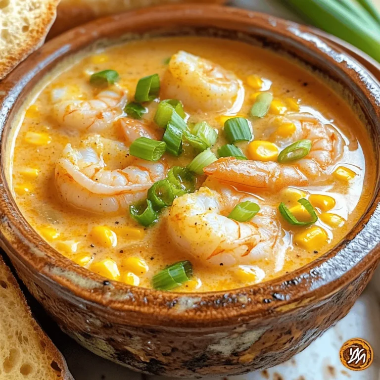 Um eine leckere cremige Cajun Garnelen-Suppe zu machen, brauchst du folgende Hauptzutaten: - 450 g große Garnelen, geschält und entdarmt - 2 Esslöffel Cajun-Gewürz - 2 Esslöffel Olivenöl - 1 mittelgroße Zwiebel, fein gehackt - 2 Knoblauchzehen, gehackt - 1 Paprika (rot oder grün), gewürfelt - 2 Stangen Sellerie, gewürfelt - 1 Dose (410 g) gewürfelte Tomaten - 1 Liter Hühner- oder Gemüsebrühe - 240 ml Schlagsahne - 1 Tasse Mais (aus der Dose oder gefroren) - Salz und Pfeffer nach Geschmack - Frisch gehackte Frühlingszwiebeln zum Garnieren Die Garnelen sind der Star der Suppe. Sie bringen einen tollen Geschmack und eine zarte Textur. Achte darauf, frische oder gut gefrorene Garnelen zu verwenden. Die Cajun-Gewürzmischung gibt der Suppe ihren besonderen Kick. Sie ist voll von Aromen. Du kannst eine fertige Mischung kaufen oder deine eigene machen. Dazu kannst du Paprika, Cayennepfeffer, Zwiebel- und Knoblauchpulver verwenden. Für mehr Geschmack und Textur kannst du auch Gemüse wie Karotten oder Zucchini hinzufügen. Diese Zutaten bringen mehr Farbe und Nährstoffe. Der Mais gibt der Suppe eine süße Note und einen schönen Crunch. Wenn du magst, kannst du auch etwas frische Petersilie oder Basilikum für einen zusätzlichen Geschmack einstreuen. Zuerst müssen wir die Garnelen vorbereiten. Nimm 450 g große Garnelen und ziehe die Schale ab. Entferne den Darm. Lege die Garnelen in eine Schüssel. Füge 2 Esslöffel Cajun-Gewürz hinzu. Mische gut, bis sie gleichmäßig bedeckt sind. Stelle die Schüssel beiseite, während du das Gemüse vorbereitest. Erhitze 2 Esslöffel Olivenöl in einem großen Topf bei mittlerer Hitze. Schneide eine mittelgroße Zwiebel fein und hacke zwei Knoblauchzehen. Füge die Zwiebel, den Knoblauch, eine gewürfelte Paprika und zwei gewürfelte Selleriestangen hinzu. Brate das Gemüse für 5-7 Minuten, bis es weich ist. Die Aromen entwickeln sich in dieser Zeit schön. Jetzt kommen die gewürzten Garnelen in den Topf. Rühre die Garnelen unter das Gemüse. Koche sie für 4-5 Minuten, bis sie undurchsichtig sind. Sie sollten gut durchgegart sein. Dies gibt der Suppe eine tolle Textur und Geschmack. Gieße eine Dose (410 g) gewürfelte Tomaten in den Topf. Füge 1 Liter Hühner- oder Gemüsebrühe hinzu. Lass die Mischung 10 Minuten köcheln, damit sich die Aromen verbinden. Rühre eine Tasse Mais unter. Koche alles erneut kurz. Reduziere dann die Hitze und füge 240 ml Schlagsahne hinzu. Koche die Suppe für 2 Minuten. Schmecke sie mit Salz und Pfeffer ab. Lass die Suppe ein paar Minuten ruhen, bevor du sie servierst. Um die beste Cajun-Gewürzmischung zu machen, mixe folgende Zutaten: - 1 Esslöffel Paprika - 1 Teelöffel Knoblauchpulver - 1 Teelöffel Zwiebelpulver - 1 Teelöffel schwarzer Pfeffer - 1 Teelöffel Oregano - 1/2 Teelöffel Cayennepfeffer (für die Schärfe) - 1/2 Teelöffel Thymian Vermische alles gut. Du kannst die Mischung in einem luftdichten Behälter aufbewahren. So hast du immer frische Gewürze zur Hand. Die Schärfe ist wichtig. Du kannst sie nach deinem Geschmack anpassen. Wenn du es milder magst, nutze weniger Cayennepfeffer. Für mehr Schärfe, füge etwas mehr hinzu. Du kannst auch frische Chilis verwenden. Schneide sie klein und füge sie beim Anbraten des Gemüses hinzu. Ein häufiger Fehler ist das Überkochen der Garnelen. Sie sollten nur 4-5 Minuten kochen, bis sie undurchsichtig sind. Wenn du sie zu lange kochst, werden sie zäh. Achte darauf, die Hitze zu reduzieren, wenn du die Sahne hinzufügst. So bleibt die Suppe cremig und lecker. Prüfe auch die Brühe. Sie sollte gut gewürzt sein, bevor du die Garnelen hinzufügst. {{image_4}} Um eine vegetarische oder vegane Version der cremigen Cajun Garnelen-Suppe zu machen, ersetzen Sie die Garnelen. Eine gute Wahl ist Tofu oder Kichererbsen. Diese Optionen geben der Suppe eine schöne Textur und Protein. Verwenden Sie Gemüsebrühe für die Brühe. Ersetzen Sie die Schlagsahne durch Kokosmilch oder Cashew-Sahne. Das gibt der Suppe einen tollen Geschmack und bleibt cremig. Wenn Sie mehr Protein hinzufügen möchten, denken Sie an Hülsenfrüchte. Bohnen oder Linsen sind perfekt. Sie passen gut zu den Gewürzen. Auch Hähnchen oder Fisch können eine leckere Ergänzung sein. Braten Sie diese vorher an, bevor Sie sie in die Suppe geben. Achten Sie darauf, dass sie gut gewürzt sind, um den Cajun-Geschmack zu verstärken. Für die perfekte Beilage gibt es viele Optionen. Knuspriges Brot ist immer eine gute Wahl. Es hilft, die cremige Suppe aufzunehmen. Auch Reis oder Quinoa passen gut dazu. Diese Beilagen machen die Mahlzeit sättigender. Für einen frischen Kick servieren Sie einen einfachen grünen Salat. Er bringt Farbe und Frische auf den Tisch. Die cremige Cajun Garnelen-Suppe bleibt frisch, wenn Sie sie richtig lagern. Lassen Sie die Suppe zuerst auf Raumtemperatur abkühlen. Füllen Sie die Suppe dann in einen luftdichten Behälter. Achten Sie darauf, dass der Behälter sauber ist. So bleibt die Suppe lecker und sicher zu essen. Sie können die Suppe im Kühlschrank bis zu drei Tage aufbewahren. Wenn Sie mehr Suppe gemacht haben, als Sie essen können, ist das Einfrieren eine tolle Option. Teilen Sie die Suppe in Portionen auf. Verwenden Sie gefriergeeignete Behälter oder Beutel. Lassen Sie etwas Platz, damit die Suppe beim Einfrieren nicht platzt. Die Suppe kann bis zu drei Monate im Gefrierfach bleiben. Beschriften Sie die Behälter mit Datum und Inhalt. Um die Suppe aufzuwärmen, nehmen Sie sie aus dem Kühlschrank oder Gefrierfach. Wenn sie gefroren ist, lassen Sie sie zuerst im Kühlschrank auftauen. Erwärmen Sie die Suppe in einem Topf bei mittlerer Hitze. Rühren Sie die Suppe gut um, damit sie gleichmäßig heiß wird. Sie können auch einen Schuss Wasser oder Brühe hinzufügen, wenn die Suppe zu dick ist. Servieren Sie die Suppe heiß, garniert mit frisch gehackten Frühlingszwiebeln. Du kannst die Suppe bis zu drei Tage im Kühlschrank aufbewahren. Stelle sicher, dass sie in einem luftdichten Behälter ist. Vor dem Servieren einfach aufwärmen. Wenn du die Suppe länger aufbewahren möchtest, friere sie ein. So bleibt der Geschmack frisch. Ja, gefrorene Garnelen sind eine gute Wahl. Achte darauf, sie vorher gut aufzutauen. Du kannst sie einfach über Nacht im Kühlschrank lassen oder in kaltem Wasser auftauen. So sind sie bereit, wenn du die Suppe zubereitest. Zu dieser leckeren Suppe passen viele Beilagen. Hier sind einige Vorschläge: - Knuspriges Brot zum Dippen - Reis oder Quinoa als Beilage - Ein frischer grüner Salat Diese Beilagen ergänzen die Cremigkeit der Suppe perfekt. Wenn du die Suppe weniger cremig magst, gibt es einfache Lösungen. Du kannst die Menge an Schlagsahne reduzieren. Eine andere Möglichkeit ist, mehr Brühe hinzuzufügen. Dadurch wird die Suppe leichter und weniger dickflüssig. Probiere es aus, um deinen perfekten Geschmack zu finden! In diesem Blogbeitrag habe ich die Hauptzutaten und die Zubereitung der cremigen Cajun Garnelen-Suppe beschrieben. Wir haben auch Tipps und Tricks für den perfekten Geschmack behandelt. Variationen und Lagerungshinweise helfen dir, die Suppe optimal zu genießen. Denke daran, die Gewürze nach deinem Geschmack anzupassen und Fehler zu vermeiden. Mit diesen Tipps gelingt dir die Suppe immer wieder. Probiere es aus und genieße die Aromen!