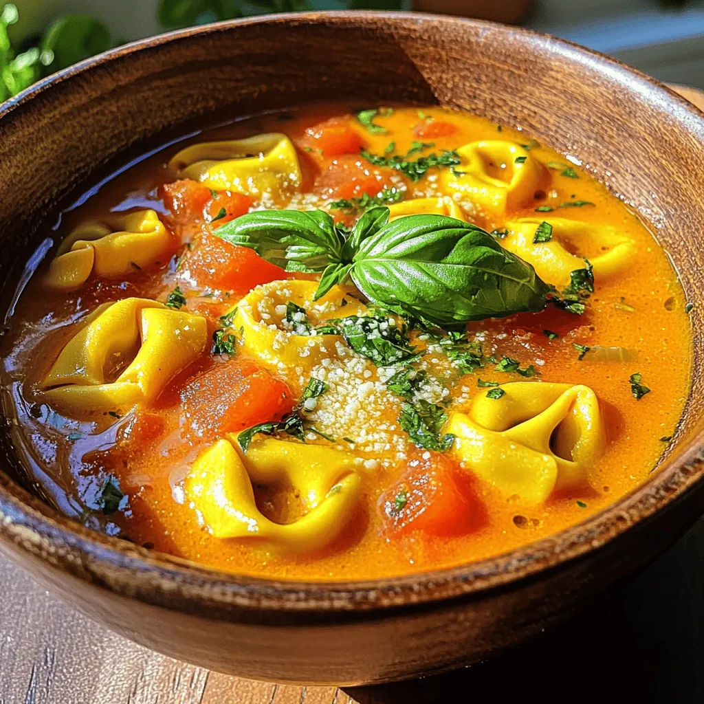 Für die Slow Cooker cremige Tomatensuppe mit Tortellini brauchst du folgende Zutaten: - 4 Tassen gewürfelte Tomaten (dosenweise oder frisch) - 1 mittelgroße Zwiebel, fein gehackt - 2 Knoblauchzehen, gehackt - 3 Tassen Gemüsebrühe - 1 Tasse Schlagsahne oder Kokoscreme für eine milchfreie Option - 1 Packung (9 oz) Käsetortellini - 1 Teelöffel getrocknetes Basilikum - 1 Teelöffel getrockneter Oregano - Salz und Pfeffer nach Geschmack - 1 Esslöffel Olivenöl - Frisches Basilikum zur Garnierung - Optional: Geriebener Parmesan zum Servieren Jede Zutat trägt zu einem reichhaltigen Geschmack bei. Du kannst frische Tomaten verwenden, um die Suppe frischer zu machen. Dosenprodukte sind jedoch praktisch und oft gleich gut. Wenn du frische Kräuter verwendest, wie Basilikum oder Oregano, kann das den Geschmack verbessern. Achte darauf, sie am Ende hinzuzufügen, um ihre Aromen zu bewahren. Bei der Wahl der Sahne kannst du zwischen Schlagsahne und Kokoscreme wählen. Kokoscreme gibt der Suppe einen tollen, leicht süßen Geschmack und ist perfekt für milchfreie Varianten. Auch die Tortellini können variieren. Käsetortellini sind klassisch, aber du kannst auch andere Füllungen wählen. Stelle sicher, dass die Tortellini frisch sind, damit sie gut durchgaren. Ich beginne mit dem Anbraten von Zwiebel und Knoblauch. Erst erhitze ich das Olivenöl in einer Pfanne bei mittlerer Hitze. Dann gebe ich die gehackte Zwiebel hinein. Ich brate die Zwiebel, bis sie glasig ist, etwa fünf Minuten. Jetzt kommt der gehackte Knoblauch dazu. Diesen lasse ich eine Minute mitbraten, bis er köstlich duftet. Nach dem Anbraten übertrage ich die Zwiebel und den Knoblauch in den Slow Cooker. Jetzt füge ich die gewürfelten Tomaten, die Gemüsebrühe, das getrocknete Basilikum und den Oregano hinzu. Ich rühre alles gut um, bis die Zutaten gut vermischt sind. Jetzt ist es Zeit, den Slow Cooker abzudecken. Ich lasse die Suppe vier bis fünf Stunden auf niedriger Stufe oder zwei bis drei Stunden auf hoher Stufe köcheln. Das richtige Timing ist wichtig für den besten Geschmack. Um die Aromen zu bewahren, decke ich den Slow Cooker während des Kochens immer gut ab. Nach der Kochzeit püriere ich die Mischung mit einem Stabmixer, bis sie schön cremig und glatt ist. Alternativ kann ich die Mischung portionsweise in einen Standmixer geben. Dann rühre ich die Schlagsahne oder Kokoscreme ein und gebe die Mischung zurück in den Slow Cooker. Jetzt füge ich die Käsetortellini hinzu. Ich decke den Slow Cooker erneut ab und koche die Suppe weitere 20 bis 30 Minuten auf niedriger Stufe, bis die Tortellini zart sind. Zum Schluss schmecke ich die Suppe mit Salz und Pfeffer ab. Was sollte man beim Kochen beachten? Achte darauf, die Zwiebeln gut zu braten. Sie geben der Suppe Geschmack. Wenn du die Zwiebeln nicht lange genug brätst, kann die Suppe fade schmecken. Vermeide auch, die Zutaten zu lange zu kochen. Zu viel Zeit im Slow Cooker macht die Textur matschig. Wie schaffst du die richtige Konsistenz der Suppe? Nach dem Pürieren kannst du die Suppe anpassen. Wenn sie zu dick ist, füge mehr Gemüsebrühe hinzu. Ist sie zu dünn, püriere sie länger oder lasse sie ohne Deckel etwas köcheln. Welche Beilagen passen gut zur Suppe? Ich empfehle frisches Brot oder knusprige Crostini. Diese Beilagen machen das Essen noch besser. Auch ein einfacher Salat passt gut dazu. Wie kannst du die Suppe garnieren? Frisches Basilikum gibt der Suppe Farbe und Geschmack. Geriebener Parmesan ist eine tolle Ergänzung, wenn du Käse magst. Ein Spritzer Olivenöl macht die Suppe noch feiner. Wie kannst du frische Kräuter verwenden? Frisches Basilikum hebt den Geschmack. Du kannst auch Petersilie oder Thymian ausprobieren. Füge sie kurz vor dem Servieren hinzu, um das Aroma zu erhalten. Welche Variationen mit Gewürzen sind möglich? Du kannst Chili für etwas Schärfe hinzufügen. Paprika oder Kreuzkümmel geben der Suppe ein neues Flair. Experimentiere mit den Gewürzen, um deinen Geschmack zu treffen. {{image_4}} Du kannst Hühnchen oder Bohnen in die Suppe geben. Das Hühnchen macht die Suppe herzhaft. Koche es vorher und schneide es in kleine Stücke. Füge es in der letzten Kochphase hinzu, damit es warm bleibt. Bohnen sind eine tolle, vegane Option. Sie geben eine gute Textur und Protein. Verwende schwarze Bohnen oder Kichererbsen. Sie passen gut zu den anderen Zutaten. Gemüse macht die Suppe bunter und gesünder. Du kannst Karotten, Sellerie oder Spinat hinzufügen. Diese Gemüsesorten bringen Farbe und Nährstoffe. Schneide sie klein und füge sie zu den Tomaten in den Slow Cooker. Du kannst auch saisonale Zutaten verwenden. Im Winter sind Kürbis oder Süßkartoffeln toll. Im Sommer sind frische Zucchini oder Paprika lecker. So bleibt die Suppe frisch und interessant. Wenn du glutenfrei essen musst, gibt es Alternativen zu Tortellini. Suche nach glutenfreien Tortellini in deinem Laden. Du kannst auch Reis oder Quinoa verwenden. Diese machen die Suppe immer noch sättigend. Für milchfreie Optionen nimm Kokoscreme. Diese macht die Suppe cremig und gibt einen tollen Geschmack. So kann jeder die Suppe genießen, ohne sich Sorgen zu machen. Um deine Suppe frisch zu halten, wähle den richtigen Behälter. Nutze luftdichte Gläser oder Kunststoffbehälter. Diese helfen, die Aromen zu bewahren. Die Suppe bleibt im Kühlschrank bis zu fünf Tage haltbar. Wenn du sie länger aufbewahren möchtest, friere sie ein. In der Tiefkühltruhe hält sie bis zu drei Monate. Wenn du die Reste aufwärmst, mache das langsam. Erhitze die Suppe in einem Topf bei niedriger Hitze. Rühre oft um, damit sie gleichmäßig warm wird. Klumpenbildung kann passieren, wenn die Suppe zu schnell erhitzt wird. Um das zu vermeiden, füge etwas Brühe oder Wasser hinzu. So bleibt die Konsistenz schön cremig. Für eine bessere Planung kannst du die Suppe in Portionen aufteilen. Fülle sie in kleinere Behälter oder Beutel. Das macht das Essen einfacher. Wenn du Meal Prep machst, nimm die Portionen mit zur Arbeit oder Schule. So hast du immer eine leckere, hausgemachte Mahlzeit zur Hand. Die Zubereitung der Suppe dauert insgesamt etwa 5 Stunden. Die Vorbereitungszeit ist kurz, nur etwa 10 Minuten. Du brätst die Zwiebel und den Knoblauch. Dann gibst du alles in den Slow Cooker. Lass die Suppe 4-5 Stunden auf niedriger Stufe oder 2-3 Stunden auf hoher Stufe kochen. So wird die Suppe schön cremig und lecker. Ja, du kannst die Suppe gut einfrieren. Lass sie zuerst abkühlen, bevor du sie in Behälter gibst. Achte darauf, die Behälter nicht zu voll zu machen. Die Suppe dehnt sich beim Gefrieren aus. Sie bleibt bis zu drei Monate im Gefrierfach frisch. Wenn du sie auftauen möchtest, lasse sie über Nacht im Kühlschrank. So bleibt der Geschmack erhalten. Falls die Suppe zu dick ist, füge einfach etwas Gemüsebrühe hinzu. Rühre gut um, bis die gewünschte Konsistenz erreicht ist. Du kannst auch etwas Wasser verwenden, wenn du keine Brühe hast. Achte darauf, die Suppe nach dem Hinzufügen der Flüssigkeit erneut zu erhitzen. So wird sie wieder warm und lecker. Die Suppe kann glutenfrei sein, wenn du glutenfreie Tortellini verwendest. Achte beim Kauf darauf, dass sie kein Gluten enthalten. Die anderen Zutaten sind ohnehin glutenfrei. So kannst du die Suppe genießen, ohne dir Sorgen zu machen. In diesem Artikel haben wir die wichtigsten Zutaten und die Schritt-für-Schritt-Anleitung zur Zubereitung der Suppe behandelt. Wir haben Tipps und Tricks geteilt, um Fehler zu vermeiden und den Geschmack anzupassen. Außerdem haben wir Variationen mit verschiedenen Proteinen und Gemüse vorgestellt sowie Hinweise zur Aufbewahrung gegeben. Die richtige Suppe kann einfach und vielseitig sein. Mit etwas Kreativität können Sie viele leckere Varianten entdecken!