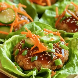 Für die Teriyaki Putenburger benötigst du: - 450 g Putenhackfleisch - 60 ml Teriyakisauce - 1 Esslöffel geriebener Ingwer - 1 Knoblauchzehe, fein gehackt - 1 Esslöffel Sesamöl - Salz und Pfeffer nach Geschmack Diese Zutaten sind die Basis für einen saftigen und aromatischen Burger. Das Putenhackfleisch bringt einen milden Geschmack, der mit der süß-salzigen Teriyakisauce perfekt harmoniert. Ingwer und Knoblauch fügen eine würzige Note hinzu. Die Gewürze, die du verwendest, sind wichtig. Du kannst Salz und Pfeffer nach deinem Geschmack hinzufügen. Wenn du es gerne würziger magst, füge etwas Chili oder Paprika hinzu. Sesamöl bringt einen nussigen Geschmack, der die anderen Aromen ergänzt. Um deine Wraps zu füllen, brauchst du frische Beilagen: - 4 große Blätter Eisbergsalat oder Römersalat - 125 g geraspelte Karotten - 1/2 Gurke, dünn geschnitten - 60 ml gehackte Frühlingszwiebeln (Schnittlauch) - Sesamkörner zum Garnieren Die frischen Zutaten sorgen für Crunch und Farbe. Salatblätter sind eine tolle Alternative zu Brötchen. Sie halten die Füllung gut zusammen und machen das Gericht leicht. Geraspelte Karotten und Gurken sorgen für Frische. Frühlingszwiebeln bringen zusätzlichen Geschmack und Sesamkörner verleihen einen tollen Biss. Um den Putenburger richtig vorzubereiten, nehmen Sie eine große Schüssel. Geben Sie das Putenhackfleisch hinein. Fügen Sie 60 ml Teriyakisauce, 1 Esslöffel geriebenen Ingwer und 1 fein gehackte Knoblauchzehe hinzu. Gießen Sie 1 Esslöffel Sesamöl dazu. Würzen Sie die Mischung mit Salz und Pfeffer. Mischen Sie alles gut. Es sollte eine einheitliche Masse entstehen. Jetzt formen Sie vier mittelgroße Patties. Achten Sie darauf, dass die Patties gleich groß sind. So garen sie gleichmäßig. Machen Sie die Patties nicht zu dick, damit sie gut durchgaren. Erhitzen Sie eine beschichtete Pfanne oder den Grill auf mittlerer Hitze. Legen Sie die Patties in die Pfanne. Garzeit ist wichtig! Lassen Sie sie für etwa 5-6 Minuten braten. Wenden Sie die Patties nach der Hälfte der Zeit. Sie sind fertig, wenn die Innentemperatur 75°C erreicht. Achten Sie darauf, dass sie goldbraun sind. Um die perfekten Burger-Patties zu machen, mische das Putenhackfleisch mit Teriyakisauce, Ingwer, und Knoblauch. Achte darauf, dass alle Zutaten gut vermengt sind. Verwende deine Hände, um die Patties gleichmäßig zu formen. Halte sie nicht zu dick, etwa 2 cm sind ideal. So garen sie gleichmäßig und bleiben saftig. Wähle große, frische Blätter von Eisbergsalat oder Römersalat. Wasche die Blätter unter kaltem Wasser, um Schmutz zu entfernen. Tupfe sie vorsichtig mit einem Küchentuch trocken. So bleiben die Blätter knackig und halten die Füllung gut. Vermeide beschädigte Blätter, da sie leicht reißen. Beginne mit einem Salatblatt als Basis. Lege darauf ein Burger-Pattie und füge die geraspelten Karotten, Gurken und Frühlingszwiebeln hinzu. Streue Sesamkörner darüber für den extra Crunch. Wickele das Blatt um die Füllung, wie bei einem Taco. So entsteht ein leckerer und handlicher Wrap. {{image_4}} Du kannst diese Wraps leicht anpassen. Verwende pflanzliches Hackfleisch oder Tofu. Beide Optionen sind lecker und gesund. Mische etwas Teriyakisauce für den Geschmack. Füge geriebenen Ingwer und Knoblauch hinzu. So bleibt der Geschmack stark und frisch. Die Wraps sind großartig für frisches Gemüse. Probiere Paprika, Zucchini oder Spinat. Du kannst sie roh oder leicht gedämpft verwenden. Ein paar Scheiben Avocado machen alles noch besser. Diese zusätzlichen Zutaten bringen Farbe und Crunch. Saucen sind der Schlüssel zu vielen Aromen. Neben Teriyakisauce kannst du Erdnusssauce wählen. Diese bringt einen nussigen, cremigen Geschmack. Sriracha ist eine tolle Wahl, wenn du es scharf magst. So kannst du deinen Wrap ganz nach deinem Geschmack anpassen. Um die Reste gut zu lagern, lege die Burger-Patties in einen luftdichten Behälter. Du kannst sie auch in Frischhaltefolie wickeln. Achte darauf, dass die Patties gut abgekühlt sind, bevor du sie lagerst. So bleiben sie frisch und lecker. Für die Wraps ist es wichtig, sie getrennt zu lagern. Die Salatblätter sollten in einem anderen Behälter sein. Das schützt sie vor dem Austrocknen. Wenn du die Zutaten zusammen lagerst, werden die Wraps matschig. Halte die Füllung in einem luftdichten Behälter. So bleibt alles frisch. Die fertigen Wraps halten sich im Kühlschrank etwa 2 Tage. Die Patties bleiben bis zu 3 Tage frisch. Achte darauf, die Zutaten nicht zu lange zu lagern. Frische ist der Schlüssel zu einem tollen Geschmack. Wenn du unsicher bist, rieche an den Zutaten. Gehe auf Nummer sicher und schmeiß alles weg, was nicht frisch aussieht oder riecht. Du kannst die Burgers würziger machen, indem du mehr Teriyakisauce hinzufügst. Du kannst auch frischen Chili oder scharfe Sauce verwenden. So bekommst du mehr Hitze. Experimentiere mit Gewürzen wie Paprika oder Kreuzkümmel. Diese verleihen den Patties einen tollen Geschmack. Ja, diese Wraps eignen sich hervorragend für Meal Prepping. Du kannst die Patties im Voraus zubereiten und im Kühlschrank aufbewahren. Die Wraps kannst du auch gut einpacken. So hast du gesunde Snacks für die Woche. Halte die Zutaten frisch, indem du sie separat lagerst. Zu Teriyaki Putenburgern passen viele Beilagen gut. Probiere gedämpftes Gemüse oder einen frischen Salat. Reis oder Quinoa sind auch gute Optionen. Sie ergänzen den Geschmack der Burger. Dazu passen auch frische Fruchtstücke, die eine süße Note bringen. Dieser Artikel hat dir gezeigt, wie du leckere Teriyaki Putenburger und Wraps zubereiten kannst. Wir haben die Hauptzutaten, Gewürze und die Vorbereitung des Putenhackfleischs besprochen. Zudem habe ich Tipps für perfekte Burger-Patties und verschiedene Variationen vorgestellt. Denke daran, Reste richtig zu lagern, damit du länger Freude daran hast. Mit diesen Informationen und Ideen bist du gut gerüstet, um deine Familie zu begeistern. Viel Spaß beim Kochen und Experimentieren!
