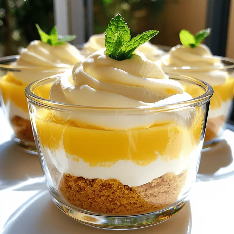 Für die Limonen-Käsekuchen-Mousse brauchst du: - 227 g Frischkäse, weich geworden - 1 Tasse Puderzucker - 1 Esslöffel Zitronenschale, abgerieben - 60 ml frischer Zitronensaft - 1 Teelöffel Vanilleextrakt - 240 ml Schlagsahne - 1/2 Tasse Graham-Cracker-Brösel - 2 Esslöffel ungesalzene Butter, geschmolzen - Frische Minzblätter zur Dekoration Die Qualität der Zutaten ist wichtig für den Geschmack. Frischkäse sollte weich und cremig sein. Wähle eine gute Marke, um beste Ergebnisse zu erzielen. Frischer Zitronensaft bringt einen lebendigen Geschmack. Vermeide Produkte aus der Flasche, wenn möglich. Achte darauf, dass die Schlagsahne frisch ist und von guter Qualität. Dadurch wird deine Mousse besonders luftig. Falls du spezielle diätetische Bedürfnisse hast, gibt es Alternativen. Du kannst den Frischkäse durch eine vegane Alternative ersetzen. Für weniger Zucker, probiere einen Süßstoff oder Kokosblütenzucker. Wenn du glutenfrei bist, nutze glutenfreie Kekse anstelle der Graham-Cracker. Diese Anpassungen machen das Dessert für alle zugänglich. So kannst du die Mousse nach deinem Geschmack genießen. Zuerst nehmen wir 227 g weichen Frischkäse. Stelle sicher, dass er Zimmertemperatur hat. In einer Schüssel schlagen wir den Frischkäse mit einem elektrischen Mixer. Wir wollen eine glatte und cremige Masse. Das dauert nur ein paar Minuten. Jetzt fügen wir die restlichen Zutaten hinzu. Nimm 1 Tasse Puderzucker, 1 Esslöffel abgeriebene Zitronenschale, 60 ml frischen Zitronensaft und 1 Teelöffel Vanilleextrakt. Mische alles gut durch. Es sollte jetzt eine schöne, cremige Mischung sein. In einer anderen Schüssel schlagen wir 240 ml Schlagsahne. Wir schlagen, bis sich feste Spitzen bilden. Das dauert etwa 3 bis 5 Minuten. Jetzt kommt der spannende Teil: Wir falten die Schlagsahne vorsichtig in die Frischkäsemasse. Das bringt Luft in die Mousse. Jetzt machen wir die Graham-Cracker-Basis. Nimm 1/2 Tasse Graham-Cracker-Brösel und 2 Esslöffel geschmolzene Butter. Mische beides in einer kleinen Schüssel. Achte darauf, dass die Brösel gut benetzt sind. Diese Basis gibt unserer Mousse einen tollen Crunch. Jetzt geht es ans Schichten. Nimm Serviergläser oder -schalen. Gib zuerst eine Schicht der Graham-Cracker-Mischung hinein. Danach kommt eine Schicht der Mousse. Wiederhole das, bis die Gläser voll sind. Beende mit der Mousse. Lass die Gläser mindestens 2 Stunden im Kühlschrank. So verbinden sich die Aromen gut. Vor dem Servieren kannst du die Mousse mit frischen Minzblättern garnieren. Um die perfekte Konsistenz für die Mousse zu erhalten, ist es wichtig, frischen Frischkäse zu verwenden. Achten Sie darauf, dass der Frischkäse weich ist. Schlagen Sie ihn gut mit einem Mixer, bis er glatt ist. Fügen Sie dann Puderzucker, Zitronenschale, Zitronensaft und Vanilleextrakt hinzu. Mixen Sie alles gründlich. Die geschlagene Sahne ist der Schlüssel. Schlagen Sie sie, bis sich feste Spitzen bilden. Falten Sie die Sahne vorsichtig in die Frischkäsemasse. So bleibt die Mousse leicht und luftig. Ein häufiger Fehler ist, die Sahne zu stark zu schlagen. Dies kann die Mousse schwer machen. Ein weiterer Fehler ist, die Sahne zu grob unterzuheben. Verwenden Sie einen Spatel und heben Sie die Mischung vorsichtig an. Ein dritter Fehler ist, die Mousse nicht genug kühlen zu lassen. Geben Sie ihr mindestens zwei Stunden im Kühlschrank. So verbinden sich die Aromen gut. Für die Garnierung empfehle ich frische Minzblätter. Sie geben einen tollen Farbtupfer und einen frischen Geschmack. Sie können auch zerbröselte Graham-Cracker oben drauf streuen. Das sorgt für einen knusprigen Biss. Eine weitere Idee ist, etwas Zitronenschale über die Mousse zu streuen. So betonen Sie den Zitronengeschmack und machen das Dessert noch ansprechender. {{image_4}} Eine No-Bake-Version macht diese Mousse noch einfacher. Sie brauchen keine Hitze. Sie mischen einfach die Zutaten und kühlen sie. Dies spart Zeit und macht die Mousse perfekt für heiße Tage. Die Textur bleibt leicht und luftig. Der Geschmack ist frisch und zitrusartig, genau wie bei der klassischen Version. Für eine keto-freundliche Mousse ersetzen Sie den Puderzucker. Verwenden Sie stattdessen Erythrit oder ein anderes kalorienfreies Süßungsmittel. Wählen Sie auch fettreichen Frischkäse. Dies hält die Mousse cremig und lecker. Achten Sie darauf, die Zutaten sorgfältig zu wählen. So genießen Sie die Mousse, ohne die Kohlenhydrate zu überladen. Wenn Sie neue Geschmäcker ausprobieren möchten, fügen Sie Fruchtpüree hinzu. Himbeeren oder Erdbeeren sind tolle Optionen. Mischen Sie das Püree in die Frischkäsemasse. Dies gibt der Mousse eine fruchtige Note. Sie können auch Stücke von frischen Früchten oben drauflegen. So wird die Mousse noch bunter und ansprechender. Die Limonen-Käsekuchen-Mousse bleibt frisch, wenn du sie gut lagerst. Am besten bewahrst du sie in einem luftdichten Behälter auf. So bleibt die Mousse fluffig und lecker. Stelle sicher, dass der Behälter kühl ist. Die ideale Temperatur liegt bei 4 Grad Celsius. Vermeide, dass die Mousse mit anderen starken Gerüchen in Kontakt kommt. Die Mousse bleibt im Kühlschrank 3 bis 5 Tage frisch. Nach dieser Zeit kann die Textur und der Geschmack leiden. Wenn du die Mousse länger aufbewahren möchtest, denke an das Einfrieren. So bleibt der frische Geschmack länger erhalten. Achte darauf, die Mousse vor dem Verzehr gut abzutauen. Du kannst die Mousse problemlos einfrieren. Fülle sie in einen gefrierfesten Behälter und verschließe ihn gut. Markiere das Datum auf dem Behälter, um die Haltbarkeit im Blick zu behalten. Die Mousse kann bis zu 2 Monate im Gefrierfach bleiben. Um sie aufzutauen, lege die Mousse über Nacht in den Kühlschrank. So bleibt die Konsistenz cremig. Vermeide das Auftauen bei Raumtemperatur, um ein Verlieren der Textur zu verhindern. Ja, du kannst die Mousse ohne Schlagsahne machen. Stattdessen kannst du griechischen Joghurt verwenden. Dieser macht die Mousse cremig, aber weniger luftig. Die Textur wird etwas dicker sein. Beachte, dass der Geschmack leicht anders sein kann. Wenn du die Mousse ohne Schlagsahne machst, füge etwas mehr Zitronensaft hinzu. So bleibt der frische Zitronengeschmack erhalten. Die Mousse sollte mindestens zwei Stunden im Kühlschrank gekühlt werden. Dies hilft, die Aromen zu verbinden und die Mousse fest werden zu lassen. Wenn du mehr Zeit hast, lass sie sogar länger kühl stehen. Je länger sie kühlt, desto besser wird der Geschmack. Über Nacht im Kühlschrank ist auch eine gute Idee. Die Mousse sieht toll in kleinen Gläsern aus. Du kannst auch Schalen oder Tassen verwenden. Dekoriere sie mit frischen Minzblättern oder Zitronenscheiben. Für eine extra Süße kannst du einige Beeren oben drauf legen. Diese geben nicht nur Farbe, sondern auch einen fruchtigen Geschmack. So wird die Mousse noch attraktiver. Ja, du kannst die Zuckermenge nach deinem Geschmack reduzieren. Wenn du weniger Zucker verwendest, bleibt der frische Geschmack der Zitrone stark. Du kannst auch andere Süßungsmittel verwenden, wie Honig oder Agavensirup. Achte jedoch darauf, dass die Konsistenz der Mousse gleich bleibt. Teste die Mousse und passe den Geschmack an, bis sie dir gefällt. Zusammenfassend haben wir die Zutaten und Schritte für das Limonen-Käsekuchen-Mousse durchgegangen. Wir haben Tipps gegeben, um Fehler zu vermeiden und die Konsistenz zu perfektionieren. Auch verschiedene Variationen und Lagerungshinweise wurden angesprochen. Diese Mousse ist leicht zuzubereiten und bietet viele Möglichkeiten. Nutze die Infos, um dein Dessert zu verfeinern. Du wirst sicher viel Freude damit haben. Mach es dir selbst oder bringe es zu einem Freund!