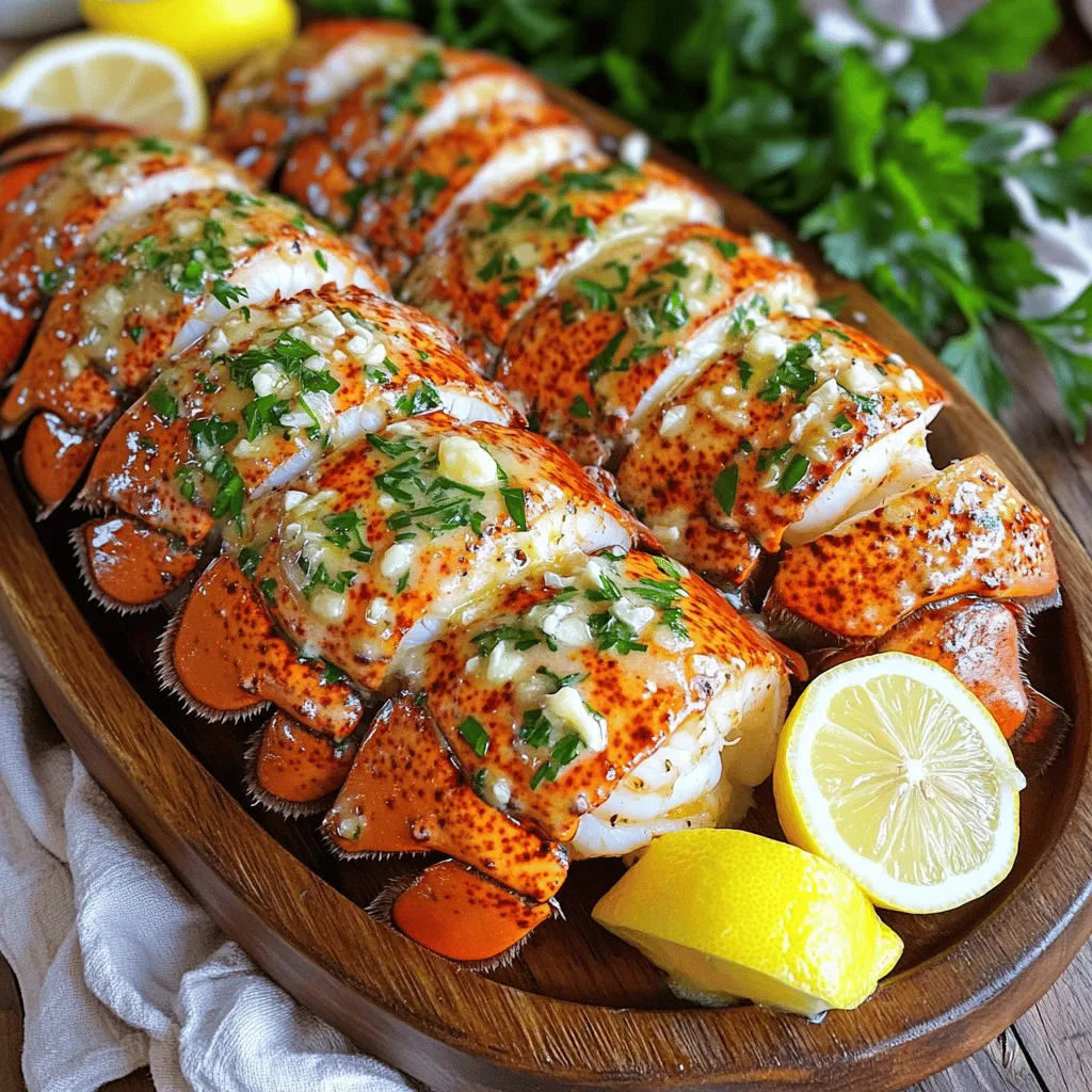 - 2 Hummerschwänze - 4 Esslöffel ungesalzene Butter - 4 Knoblauchzehen Die Hauptzutaten für unser Rezept sind einfach, aber sehr wichtig. Hummerschwänze bieten einen zarten Geschmack und eine tolle Textur. Die Butter gibt dem Gericht einen reichen, cremigen Geschmack. Den Knoblauch brauchen wir für die Würze. - 1 Esslöffel frische Petersilie - 1 Teelöffel Zitronensaft - Salz und Pfeffer Die Petersilie bringt Farbe und frische, während der Zitronensaft etwas Säure hinzufügt. Salz und Pfeffer sind Grundgewürze, die den Geschmack verbessern. - Zitronenschnitze Zitronenschnitze sind perfekt zum Servieren. Sie fügen Frische hinzu und machen das Gericht noch leckerer. Ein Spritzer Zitrone über das Hummerschwanzfleisch hebt den Geschmack hervor. - Airfryer vorheizen: Stellen Sie Ihren Airfryer auf 193°C (380°F) ein. Dies sorgt für eine gleichmäßige Garung. - Hummerschalen vorbereiten: Nehmen Sie Küchenscheren und schneiden Sie vorsichtig die Oberseite der Hummerschalen auf. Stoppen Sie an der Schwanzspitze. Ziehen Sie das Lobstermark vorsichtig heraus. Es bleibt am Ende angeheftet. So bleibt das Fleisch über der Schale. - Zutaten für die Knoblauchbutter vermengen: In einer kleinen Schüssel mischen Sie die geschmolzene Butter, den gehackten Knoblauch, die Petersilie und den Zitronensaft. - Hummerschwänze bestreichen: Bestreichen Sie das freigelegte Hummerschwanzfleisch großzügig mit der Knoblauchbutter-Mischung. Würzen Sie es mit Salz und Pfeffer nach Geschmack. - Hummerschwänze platzieren: Legen Sie die Hummerschwänze mit der Fleischseite nach oben in den Korb des Airfryers. - Garzeit und Temperatur: Garen Sie die Hummerschwänze für 8-10 Minuten. Das Lobstermark sollte undurchsichtig sein und eine Innentemperatur von 63°C (145°F) erreichen. - Empfohlene Innentemperatur: Die Innentemperatur des Hummerschwanzes sollte 63°C (145°F) erreichen. Dabei wird das Fleisch fest und undurchsichtig. - So erkennen Sie, wann das Lobstermark fertig ist: Schauen Sie nach, ob das Fleisch nicht mehr transparent ist. Es sollte eine milchige Farbe haben. Ein einfaches Schnitt-Test kann auch helfen. Wenn das Fleisch leicht auseinanderfällt, ist es perfekt. - ansprechende Präsentation: Legen Sie die Hummerschwänze auf einen schönen Teller. Bestreichen Sie sie mit der restlichen Knoblauchbutter. Fügen Sie frische Petersilie zur Dekoration hinzu. Zitronenschnitze an die Seite legen bringt Farbe. - Begleitgerichte: Servieren Sie die Hummerschwänze mit frischem Baguette oder einem leichten Salat. Reis oder Gemüsebeilagen passen auch gut. Diese Gerichte ergänzen die Aromen des Lobsts. - Falsche Zubereitung der Hummerschwänze: Achten Sie darauf, die Schalen nicht zu tief zu schneiden. Das Fleisch muss am Ende der Schale bleiben. So bleibt es saftig. - zu viel oder zu wenig Gewürze: Verwenden Sie eine moderate Menge Salz und Pfeffer. Zu viel kann den Geschmack überdecken. Zu wenig macht das Gericht fade. Ein gutes Gleichgewicht ist wichtig. {{image_4}} Für mehr Geschmack können Sie verschiedene Kräuter und Gewürze verwenden. Frischer Thymian oder Rosmarin passt gut zu Hummerschwänzen. Sie bringen eine tolle Note in das Gericht. Ein Hauch von Chili oder Paprika kann ebenfalls für etwas Würze sorgen. Das macht die Knoblauchbutter lebendiger und aufregender. Experimentieren Sie mit diesen Aromen, um das beste Ergebnis zu erzielen. Sie können Hummerschwänze auch auf andere Arten zubereiten. Kochen ist einfach und schnell. Die Hummerschwänze werden dann zart und saftig. Grillen ist eine weitere tolle Methode. Es verleiht dem Lobstermark ein rauchiges Aroma. Wenn Sie keinen Airfryer haben, können Sie die Hummerschwänze auch im Ofen backen. Stellen Sie die Temperatur auf 200°C (392°F) ein und backen Sie sie für etwa 12-15 Minuten. Passen Sie die Kochzeit an, um sicherzustellen, dass sie gut durchgegart sind. Was passt gut zu Hummerschwänzen? Eine knusprige Baguette oder ein frischer Salat sind tolle Optionen. Reis oder Quinoa ergänzen das Gericht perfekt. Für eine besondere Note können Sie auch Gemüse wie Spargel oder Zucchini servieren. Diese Beilagen runden Ihr Gericht ab und machen es noch leckerer. Suchen Sie nach neuen Rezepten für Beilagen, um Ihre Mahlzeiten zu bereichern. Um gekochte Hummerschwänze richtig zu lagern, lassen Sie sie zuerst abkühlen. Wickeln Sie die Hummerschwänze in Frischhaltefolie oder Aluminiumfolie. Legen Sie sie dann in einen luftdichten Behälter. So bleiben sie frisch und saftig. Wenn Sie die Hummerschwänze länger aufbewahren möchten, ist das Einfrieren eine gute Option. Legen Sie die Hummerschwänze in einen gefrierfesten Beutel. Entfernen Sie die Luft, bevor Sie den Beutel verschließen. So bleibt das Fleisch zart und lecker. Die besten Methoden zum Aufwärmen sind einfach. Sie können die Hummerschwänze im Airfryer bei 160°C (320°F) für etwa 5 Minuten aufwärmen. Alternativ können Sie sie in einer Pfanne mit etwas Butter bei mittlerer Hitze vorsichtig erwärmen. Um den Geschmack zu erhalten, fügen Sie beim Aufwärmen etwas frische Knoblauchbutter hinzu. So bleibt das Aroma lebendig und das Fleisch saftig. Gekochte Hummerschwänze sind im Kühlschrank etwa 2 bis 3 Tage haltbar. Achten Sie darauf, sie gut verpackt zu lagern. Wenn Sie die Reste einfrieren, halten sie sich bis zu 3 Monate. Hinweise auf Verderb sind wichtig. Wenn das Fleisch unangenehm riecht oder eine schleimige Textur hat, entsorgen Sie es. Sicherheit geht vor! Die Standardgarzeit für Hummerschwänze im Airfryer beträgt etwa 8-10 Minuten. Achte darauf, die Hummerschwänze bei 193°C (380°F) zu garen. Du kannst die Garzeit anpassen, je nach Größe der Hummerschwänze. Sie sind fertig, wenn das Fleisch undurchsichtig ist und eine Innentemperatur von 63°C (145°F) erreicht. Verwende ein Fleischthermometer für die Genauigkeit. Ja, du kannst gefrorene Hummerschwänze verwenden. Hier sind einige Tipps: - Lass die Hummerschwänze über Nacht im Kühlschrank auftauen. - Wenn du es eilig hast, tau die Hummerschwänze in kaltem Wasser auf. - Gib ihnen etwas mehr Garzeit, etwa 2-3 Minuten, da gefrorenes Fleisch länger braucht. Wenn du keinen Airfryer hast, gibt es Alternativen. Du kannst die Hummerschwänze im Ofen oder auf dem Grill zubereiten. - Für den Ofen: Heize ihn auf 200°C (400°F) vor und gare die Hummerschwänze 10-12 Minuten. - Zum Grillen: Lege sie bei mittlerer Hitze auf den Grill und gare sie 5-7 Minuten pro Seite. Frisches Lobstermark hat eine klare, leicht süßliche Farbe. Es sollte fest und glänzend sein. Achte auf folgende Merkmale: - Kein unangenehmer Geruch. - Eine feste Konsistenz. - Keine verfärbten oder matschigen Stellen. Diese Hinweise helfen dir, frische Hummerschwänze zu wählen und deine Mahlzeit zu einem Genuss zu machen. In diesem Blogbeitrag haben wir alles über die Zubereitung von Hummerschwänzen im Airfryer besprochen. Wir haben die notwendigen Zutaten, die Schritt-für-Schritt-Anleitung und wertvolle Tipps behandelt. Denken Sie daran, die passende Garzeit zu beachten und kreative Variationen auszuprobieren. So genießen Sie köstliche Hummerschwänze immer wieder neu. Bleiben Sie neugierig und experimentieren Sie!