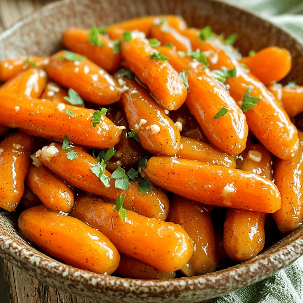 - 900 g Babymöhren oder normale Möhren - 120 ml reiner Ahornsirup - 45 g ungesalzene Butter Die Hauptzutaten für die Slow Cooker Maple Glazed Carrots sind einfach. Babymöhren sind schon klein, so dass Sie sie direkt verwenden können. Wenn Sie normale Möhren nutzen, schälen und schneiden Sie sie in Stücke. Der reine Ahornsirup sorgt für die süße Glasur. Ungesalzene Butter bringt einen feinen, reichen Geschmack. - 30 g brauner Zucker - 1/2 Teelöffel Zimt - 1/4 Teelöffel Muskatnuss - Salz und Pfeffer nach Geschmack Die Gewürze sind wichtig für den Geschmack. Brauner Zucker verstärkt die Süße und gibt der Glasur Tiefe. Zimt und Muskatnuss fügen warme, würzige Noten hinzu. Salz und Pfeffer bringen die Aromen gut in Balance. - Frische Petersilie Frische Petersilie ist die perfekte Dekoration. Sie sorgt für einen schönen Farbkontrast und einen frischen Geschmack. Ein kleiner Hauch von Petersilie macht das Gericht noch appetitlicher. - Wenn Sie Babymöhren verwenden, spülen Sie sie gründlich ab. - Bei normalen Möhren schälen Sie diese zuerst. Schneiden Sie sie dann in gleichmäßige Stücke. - In einer mittelgroßen Schüssel kombinieren Sie den reinen Ahornsirup, die geschmolzene Butter und den braunen Zucker. - Fügen Sie Zimt, Muskatnuss sowie Salz und Pfeffer hinzu. Rühren Sie alles gut um, bis die Mischung gleichmäßig ist. - Geben Sie die vorbereiteten Möhren in den Slow Cooker. - Gießen Sie die vorbereitete Ahorn-Glasur über die Möhren. Achten Sie darauf, dass alle Möhren gut bedeckt sind. - Decken Sie den Slow Cooker ab und stellen Sie ihn auf niedrige Hitze. Lassen Sie die Möhren 4-5 Stunden garen, bis sie zart sind. - Nach dem Garen rühren Sie die Möhren vorsichtig um. So verteilen Sie die Glasur gleichmäßig. - Probieren Sie die Möhren und passen Sie die Gewürze nach Ihrem Geschmack an. - Verwenden Sie einen Schaumlöffel, um die Möhren in eine Servierschüssel zu geben. - Beträufeln Sie sie mit der restlichen Glasur aus dem Slow Cooker. - Bestreuen Sie die Möhren mit frischer, gehackter Petersilie für zusätzlichen Geschmack und eine schöne Farbe. Die Garzeit für die Möhren ist wichtig. Wenn Sie weiche Möhren mögen, garen Sie sie 4-5 Stunden. Für bissfeste Möhren reicht eine Zeit von 3-4 Stunden. Die Zeit hängt auch von der Größe der Stücke ab. Dickere Stücke brauchen länger, dünnere weniger. Überprüfen Sie die Möhren gegen Ende der Garzeit. Um den Geschmack zu verbessern, können Sie die Gewürze anpassen. Fügen Sie mehr Zimt oder Muskatnuss hinzu, wenn Sie es wärmer mögen. Ein Hauch von Ingwer kann auch einen tollen Kick geben. Spielen Sie mit der Süße, indem Sie mehr braunen Zucker oder Ahornsirup verwenden. Sehen Sie, was Ihnen am besten schmeckt. Vorbereitung ist der Schlüssel. Wenn Sie die Zutaten im Voraus zubereiten, sparen Sie Zeit. Schneiden Sie normale Möhren und lagern Sie sie in Wasser im Kühlschrank. Sie können auch die Glasur im Voraus mischen. Lagern Sie sie in einem Behälter bis zur Verwendung. So macht das Kochen mehr Spaß und weniger Stress. {{image_4}} Wenn Sie Lust auf Vielfalt haben, fügen Sie andere Gemüsesorten hinzu. Brokkoli, Blumenkohl oder grüne Bohnen passen gut zu den glasierten Möhren. Diese Gemüsesorten bringen Farbe und Textur auf den Teller. Schneiden Sie sie in gleichmäßige Stücke, damit sie gleichmäßig garen. Sie können auch Süßkartoffeln verwenden. Sie geben der Mischung eine süße Note. Wenn Sie etwas anderes als Ahornsirup probieren möchten, verwenden Sie Honig oder Agavendicksaft. Beide Süßungsmittel bringen eine andere Süße in die Möhren. Honig hat einen reichen Geschmack, während Agavendicksaft milder ist. Passen Sie die Menge an, um die gewünschte Süße zu erreichen. Diese Alternativen sind einfach zu finden und leicht zu verwenden. Verleihen Sie Ihren glasierten Möhren eine besondere Note mit verschiedenen Gewürzen. Vanille ist eine großartige Ergänzung, die eine süße Tiefe hinzufügt. Ein Hauch von frischem Ingwer bringt Schärfe und Wärme. Experimentieren Sie mit diesen Zutaten, um Ihren perfekten Geschmack zu finden. Passen Sie die Gewürze an, um Ihr Gericht einzigartig zu machen. Um die glasierten Möhren richtig zu lagern, bewahre sie in einem luftdichten Behälter auf. Du kannst sie im Kühlschrank für bis zu fünf Tage aufbewahren. Wenn du mehr Zeit brauchst, kannst du die Möhren auch einfrieren. Stelle sicher, dass sie vollständig abgekühlt sind. Fülle sie in einen gefrierfesten Behälter oder in Gefrierbeutel. So bleiben sie bis zu drei Monate frisch. Die Frische der glasierten Möhren hängt von der Lagerung ab. Im Kühlschrank halten sie bis zu fünf Tage. Wenn du sie einfrierst, solltest du sie innerhalb von drei Monaten konsumieren. Achte darauf, dass sie keinen schlechten Geruch haben oder sich verfärben. Wenn du dir unsicher bist, schmecke eine kleine Probe. Zum Aufwärmen der glasierten Möhren gibt es einige einfache Methoden. Du kannst sie in der Mikrowelle erhitzen. Gib sie in eine mikrowellengeeignete Schüssel und decke sie ab. Erhitze sie in Intervallen von 30 Sekunden, bis sie warm sind. Alternativ kannst du die Möhren in einer Pfanne bei mittlerer Hitze erwärmen. Füge eventuell einen kleinen Schuss Wasser oder zusätzliche Glasur hinzu, um sie saftig zu halten. Die Garzeit hängt von der Größe der Möhren ab. Für Babymöhren sind 4-5 Stunden auf niedriger Hitze ideal. Möchten Sie sie bissfester? Dann probieren Sie 3-4 Stunden. Überprüfen Sie die Möhren nach der Garzeit. Sie sollten zart, aber nicht matschig sein. Ja, Sie können sowohl frische als auch gefrorene Möhren verwenden. Frische Möhren haben mehr Geschmack. Schneiden Sie sie gleichmäßig für ein besseres Garen. Gefrorene Möhren sind praktisch und einfach. Sie müssen nicht geschält oder geschnitten werden. Bedenken Sie, dass gefrorene Möhren mehr Wasser abgeben. Das kann die Glasur etwas verdünnen. Glasierte Möhren passen gut zu vielen Gerichten. Servieren Sie sie zu gebratenem Hähnchen oder Lamm. Sie harmonieren auch mit Reis oder Quinoa. Ein frischer Salat ist ebenfalls eine tolle Wahl. Für ein festliches Essen können Sie sie zu einem Braten reichen. Die süßen Aromen ergänzen viele Hauptgerichte. Zusammenfassend bieten glasierten Möhren eine einfache und schmackhafte Beilage. Du kannst Babymöhren oder normale Möhren verwenden, gut kombiniert mit Ahornsirup und Butter. Achte auf die Gewürze, um den Geschmack zu verbessern. Mit einem Slow Cooker wird das Garen leicht. Du kannst auch andere Gemüse oder süße und würzige Anpassungen ausprobieren. Denke an die Lagerung, um die Frische zu erhalten. Jedes Detail macht einen Unterschied und sorgt für Freude am Tisch. Experimentiere und finde deinen perfekten Geschmack!