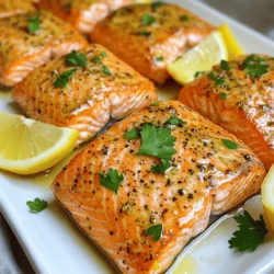 Für dieses köstliche Gericht benötigen Sie die folgenden Hauptzutaten: - 4 Lachsfilets mit Haut - 2 Esslöffel Olivenöl - 2 Esslöffel Zitronensaft (frisch gepresst) - 1 Teelöffel Zitronenschale - 1 Esslöffel schwarzer Pfeffer (frisch gemahlen) - 1 Teelöffel Meersalz - 2 Knoblauchzehen, fein gehackt - Frische Petersilie, gehackt (zum Garnieren) Diese Zutaten machen den Lachs saftig und würzig. Der frische Geschmack von Zitrone passt perfekt zum Lachs. Die Marinade bringt die Aromen zusammen. Hier sind die wichtigsten Gewürze: - Olivenöl sorgt für Feuchtigkeit. - Zitronensaft gibt einen frischen Kick. - Zitronenschale verstärkt den Zitrusgeschmack. - Schwarzer Pfeffer bringt eine milde Schärfe. - Meersalz hebt den Geschmack hervor. - Knoblauch fügt Tiefe hinzu. Die Kombination dieser Zutaten macht die Marinade besonders schmackhaft. Um das Gericht zu erweitern, können Sie frische Zutaten hinzufügen: - Zucchini-Scheiben für eine gesunde Beilage. - Paprika bringt Farbe und Süße. - Kirschtomaten sorgen für eine saftige Note. - Spargel passt perfekt zum Lachs. Diese frischen Zutaten ergänzen den Lachs und bringen noch mehr Geschmack auf den Teller. Heizen Sie Ihre Luftfritteuse auf 200°C (400°F) vor. Dies dauert etwa 5 Minuten. Diese Vorbereitung sorgt für eine gleichmäßige Garung des Lachses. Wenn die Luftfritteuse bereit ist, können Sie mit der Marinade beginnen. Für die Marinade vermischen Sie in einer kleinen Schüssel: - 2 Esslöffel Olivenöl - 2 Esslöffel frisch gepresster Zitronensaft - 1 Teelöffel Zitronenschale - 1 Esslöffel frisch gemahlener schwarzer Pfeffer - 1 Teelöffel Meersalz - 2 fein gehackte Knoblauchzehen Rühren Sie die Zutaten gut zusammen. Bestreichen Sie nun jedes Lachsfilet gleichmäßig mit der Marinade. Lassen Sie die Filets 15 bis 20 Minuten bei Raumtemperatur marinieren. So ziehen die Aromen gut ein. Legen Sie die marinierten Lachsfilets mit der Hautseite nach unten in den Korb der Luftfritteuse. Achten Sie darauf, dass sie genug Platz haben. Frittieren Sie den Lachs für 10 bis 12 Minuten. Er ist fertig, wenn er sich leicht mit einer Gabel zerteilen lässt und eine Innentemperatur von 63°C (145°F) erreicht hat. Nehmen Sie den Lachs vorsichtig aus der Luftfritteuse. Lassen Sie ihn einige Minuten ruhen. Garnieren Sie die Filets mit frisch gehackter Petersilie. Präsentieren Sie den Lachs auf einem weißen Platter. Fügen Sie Zitronenscheiben hinzu für einen lebendigen Look. Die Garzeit für Lachs in der Luftfritteuse ist wichtig. Ich empfehle, den Lachs 10 bis 12 Minuten bei 200°C zu frittieren. Prüfen Sie nach 10 Minuten die Konsistenz. Der Lachs sollte leicht mit einer Gabel zerteilen. Die Innentemperatur sollte 63°C erreichen. So bleibt der Lachs saftig und zart. Wählen Sie frische Lachsfilets mit Haut. Achten Sie auf eine leuchtende Farbe und einen frischen Geruch. Die Haut sorgt für zusätzlichen Geschmack und hilft, das Filet saftig zu halten. Kaufen Sie, wenn möglich, Wildlachs. Er hat einen besseren Geschmack und ist oft gesünder. Marinieren Sie die Lachsfilets für 15 bis 20 Minuten. Die Marinade aus Olivenöl, Zitronensaft, Zitronenschale, Pfeffer und Knoblauch gibt dem Lachs einen tollen Geschmack. Lassen Sie die Aromen gut einziehen. Wenn Sie mehr Zeit haben, marinieren Sie über Nacht im Kühlschrank. Das macht den Lachs noch schmackhafter. {{image_4}} Wenn du Zitronenpfeffer nicht magst, gibt es viele Alternativen. Eine gute Wahl ist Knoblauchpfeffer. Er gibt deinem Lachs einen würzigen Kick. Eine andere Option ist Kräuter der Provence. Diese Mischung bringt einen französischen Flair. Du kannst auch Cajun-Gewürz für einen scharfen Geschmack ausprobieren. Zu Lachs passen viele Beilagen gut. Probiere gedämpftes Gemüse wie Brokkoli oder grüne Bohnen. Sie bringen Farbe und Nährstoffe auf den Teller. Auch Quinoa ist eine tolle Wahl. Es ist gesund und sättigend. Für einen frischen Crunch kannst du einen einfachen Salat aus Rucola und Kirschtomaten machen. Lachs ist sehr vielseitig in der Zubereitung. Grillen bringt einen tollen Rauchgeschmack. Stelle sicher, dass du die Hautseite zuerst grillst. Backen ist eine andere einfache Methode. Du kannst die Filets im Ofen bei 180°C für etwa 15-20 Minuten backen. Du wirst sehen, dass die Haut schön knusprig wird. Wenn du einen besonderen Touch willst, probiere den Lachs in einer Folie zu garen. So bleibt er saftig und aromatisch. Marinierter Lachs bleibt im Kühlschrank etwa 1 bis 2 Tage frisch. Achten Sie darauf, ihn in einem luftdichten Behälter zu lagern. Wenn Sie ihn länger aufbewahren möchten, frieren Sie ihn lieber ein. So bleibt der Geschmack und die Textur erhalten. - Legen Sie den Lachs in einen luftdichten Behälter oder wickeln Sie ihn gut in Frischhaltefolie ein. - Beschriften Sie den Behälter mit dem Datum, um die Frische im Blick zu behalten. - Zum Einfrieren ist es am besten, den Lachs roh zu marinieren. Sie können ihn bis zu einem Monat im Gefrierfach aufbewahren. Um übrig gebliebenen Lachs warm zu machen, nutzen Sie die Luftfritteuse oder den Ofen. 1. Heizen Sie die Luftfritteuse auf 160°C (320°F) vor. 2. Legen Sie den Lachs hinein und erwärmen Sie ihn für 5 bis 7 Minuten. 3. Alternativ können Sie ihn im Ofen bei 180°C (350°F) etwa 10 Minuten erwärmen. So bleibt der Lachs saftig und lecker! Um zu erkennen, ob der Lachs gekocht ist, schaue auf die Farbe. Gekochter Lachs wird von einem glänzenden Rosa zu einem matten, hellen Farbton. Du kannst auch mit einer Gabel testen. Wenn sich der Lachs leicht zerteilen lässt, ist er fertig. Die Innentemperatur sollte 63°C (145°F) erreichen. Nutze ein Fleischthermometer für die beste Genauigkeit. Ja, du kannst gefrorenen Lachs verwenden. Achte jedoch darauf, ihn vor dem Marinieren aufzutauen. Lege den Lachs einfach in den Kühlschrank. Dies gibt dir die beste Textur. Du kannst auch den Mikrowellenmodus benutzen, aber darauf achten, dass er gleichmäßig auftaut. Danach folge einfach dem Rezept. Zitronenpfeffer-Lachs passt gut zu frischem Gemüse und Reis. Probier dazu Spargel oder Brokkoli. Auch ein einfacher grüner Salat ist eine gute Wahl. Du kannst auch Quinoa oder Couscous servieren. Diese Beilagen sind leicht und ergänzen den Lachs gut. Die Marinade kann einfach angepasst werden. Füge frische Kräuter wie Dill oder Thymian hinzu. Du kannst auch Honig für eine süßere Note verwenden. Experimentiere mit verschiedenen Zitrusfrüchten, wie Limetten oder Orangen. So erhältst du neue Geschmäcker. Lass deiner Kreativität freien Lauf! Zusammenfassend haben wir die besten Zutaten und Zubereitungsschritte für Luftfritteuse Zitronenpfeffer Lachs besprochen. Wir schauten uns auch Tipps für die perfekte Garzeit und Variationen an. Denken Sie daran, dass die richtige Marinade den Geschmack intensiviert. Lagern Sie übrig gebliebenen Lachs richtig, damit er frisch bleibt. Kochen Sie mit Freude und probieren Sie neue Beilagen. Es gibt viele Wege, diesen leckeren Lachs zu genießen!