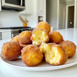 Um die köstlichen Air Fryer Churro Donut Löcher zu machen, brauchst du: - 1 Tasse Allzweckmehl - 1 Teelöffel Backpulver - 1/4 Teelöffel Salz - 1/2 Teelöffel gemahlener Zimt - 1/4 Tasse ungesalzene Butter, geschmolzen - 1/2 Tasse Zucker - 1/2 Tasse Milch - 1 großes Ei - 1 Teelöffel Vanilleextrakt - 1/4 Tasse Zucker (zum Wälzen) - 1 Teelöffel gemahlener Zimt (zum Wälzen) Du kannst einige Zutaten anpassen: - Verwende Vollkornmehl für mehr Ballaststoffe. - Ersetze die Butter mit Kokosöl für einen anderen Geschmack. - Füge Schokoladenstückchen hinzu für eine süße Überraschung. - Nutze pflanzliche Milch für eine laktosefreie Option. Achte darauf, dass du frische Zutaten verwendest. Das Backpulver muss aktiv sein, damit die Donutlöcher gut aufgehen. Wenn du eine glutenfreie Option wählst, benutze ein glutenfreies Mehl. Der Zimt verleiht den Churro Donut Löchern ihren besonderen Geschmack. Verwende gemahlenen Zimt aus frischen Stangen, wenn du kannst, um den besten Geschmack zu bekommen. Um die besten Air Fryer Churro Donut Löcher zu machen, beginne mit den Zutaten. Du brauchst: - 1 Tasse Allzweckmehl - 1 Teelöffel Backpulver - 1/4 Teelöffel Salz - 1/2 Teelöffel gemahlener Zimt - 1/4 Tasse ungesalzene Butter, geschmolzen - 1/2 Tasse Zucker - 1/2 Tasse Milch - 1 großes Ei - 1 Teelöffel Vanilleextrakt - 1/4 Tasse Zucker (zum Wälzen) - 1 Teelöffel gemahlener Zimt (zum Wälzen) Stelle sicher, dass du alles bereit hast. Es macht das Kochen viel einfacher und schneller. Jetzt kommt der Spaß! Mische in einer Rührschüssel das Mehl, Backpulver, Salz und Zimt. Verrühre die trockenen Zutaten gut. Du möchtest, dass sie gleichmäßig verteilt sind. In einer anderen Schüssel vermischst du die geschmolzene Butter, Zucker, Milch, Ei und Vanilleextrakt. Rühre alles, bis es schön glatt ist. Nun füge die trockenen Zutaten zur feuchten Mischung hinzu. Mische vorsichtig. Du willst nicht zu lange rühren. Ein paar Klümpchen machen nichts aus. Heize deine Heißluftfritteuse auf 175°C vor. Besprühe ein Mini-Muffinblech leicht mit Kochspray. Fülle jede Vertiefung mit Teig, bis sie zu 2/3 voll ist. Setze das Muffinblech in die Heißluftfritteuse. Achte darauf, dass genug Platz für die Luft bleibt. Backe die Donutlöcher 8-10 Minuten. Sie sind fertig, wenn sie goldbraun sind und ein Zahnstocher sauber herauskommt. Während die Donutlöcher backen, bereite die Zuckermischung vor. Mische 1/4 Tasse Zucker und 1 Teelöffel Zimt in einer Schüssel. Nach dem Backen lasse die Donutlöcher kurz abkühlen. Wälze die warmen Donutlöcher in der Zimt-Zucker-Mischung. Serviere sie warm und genieße die leckeren Donutlöcher! Um die perfekte Textur für deine Churro Donutlöcher zu erzielen, achte auf die Mischung. Mische die trockenen Zutaten gut, bevor du sie mit der feuchten Mischung kombinierst. Rühre den Teig nur so lange, bis alles zusammenkommt. Ein paar Klümpchen sind in Ordnung. Das macht die Donutlöcher schön fluffig. Ein häufiger Fehler ist, den Teig zu lange zu mischen. Wenn du zu lange rührst, werden die Donutlöcher fest und trocken. Ein weiterer Fehler ist, die Heißluftfritteuse nicht vorzuheizen. Das Vorheizen hilft, die Donutlöcher gleichmäßig zu garen und gibt ihnen eine goldene Farbe. Achte auch darauf, die Vertiefungen im Muffinblech nicht zu überfüllen. Fülle sie nur zu zwei Dritteln, damit die Luft gut zirkulieren kann. Für den besten Geschmack verwende frischen Zimt und hochwertige Vanille. Die Zuckermischung aus Zimt und Zucker nach dem Backen ist der Schlüssel. Wälze die warmen Donutlöcher sofort in der Mischung. So erhältst du einen leckeren, süßen Überzug. Du kannst auch etwas Muskatnuss für eine interessante Note hinzufügen. {{image_4}} Du kannst den Geschmack deiner Churro Donutlöcher ganz leicht ändern. Füge etwas Kakao oder Matcha-Pulver zum Teig hinzu. Dadurch erhältst du schokoladige oder grüne Teigvarianten. Ein weiterer Tipp: Probiere verschiedene Gewürze aus. Kardamom oder Muskatnuss können spannende Aromen bringen. Zimt ist klassisch, aber manchmal möchte ich etwas Neues probieren. Du kannst auch Nüsse oder Schokolade in den Teig geben. Das macht die Donutlöcher noch besser. Wenn du glutenfrei kochen möchtest, ersetze das Allzweckmehl durch eine glutenfreie Mehlmischung. Achte darauf, dass die Mischung für Backen geeignet ist. Damit bleiben die Donutlöcher leicht und fluffig. Ein weiterer Hinweis: Du kannst auch Mandel- oder Kokosmehl verwenden. Diese Mehle haben spezielle Eigenschaften, die den Geschmack verändern. Experimentiere, bis du die perfekte glutenfreie Mischung findest. Um deine Churro Donutlöcher vegan zu machen, ersetze das Ei durch einen Esslöffel Apfelmus oder Chia-Samen. Benutze pflanzliche Milch, wie Mandel- oder Hafermilch. Auch die Butter kannst du durch Kokosöl oder vegane Butter ersetzen. Diese Alternativen sind einfach und funktionieren gut. Du wirst keinen großen Unterschied im Geschmack bemerken. Die Donutlöcher bleiben lecker und fluffig. So kannst du sie mit Freunden genießen, die sich vegan ernähren. Um die gebackenen Donutlöcher frisch zu halten, lege sie in einen luftdichten Behälter. Du kannst sie bei Raumtemperatur aufbewahren. Achte darauf, dass sie vollständig abgekühlt sind, bevor du sie verpackst. So vermeidest du, dass sie matschig werden. Wenn du sie länger aufbewahren möchtest, lege ein Stück Papiertuch in den Behälter. Das hilft, Feuchtigkeit zu absorbieren. Wenn du die Donutlöcher aufwärmen möchtest, nutze deine Heißluftfritteuse. Stelle die Temperatur auf 160°C (320°F) ein. Lege die Donutlöcher für etwa 3-5 Minuten hinein. So werden sie wieder warm und knusprig. Du kannst auch die Mikrowelle verwenden, aber sie werden nicht so knusprig. Erwärme sie dort in 10-Sekunden-Intervallen, um ein Überhitzen zu vermeiden. Die Donutlöcher bleiben bei Raumtemperatur 2-3 Tage frisch. Wenn du sie länger aufbewahren möchtest, friere sie ein. Lege sie einfach in einen Gefrierbeutel. So bleiben sie bis zu 3 Monate gut. Um sie wieder aufzutauen, lasse sie einfach bei Raumtemperatur stehen oder erwärme sie in der Heißluftfritteuse. So schmecken sie fast wie frisch gebacken! Ja, du kannst die Donutlöcher im Voraus machen. Bereite den Teig zu und fülle die Muffinformen. Decke das Blech ab und stelle es in den Kühlschrank. Du kannst die Donutlöcher dann später backen. Achte darauf, dass du sie rechtzeitig aus dem Kühlschrank nimmst. So kannst du sie frisch backen und warm servieren. Um die Donutlöcher knusprig zu halten, backe sie nicht zu lange. Halte dich an die Zeit von 8-10 Minuten. Lass sie nach dem Backen kurz abkühlen, bevor du sie in der Zuckermischung wälzt. Wenn du sie aufbewahren möchtest, lege sie in einen luftdichten Behälter. So bleiben sie frisch, aber vielleicht nicht mehr ganz so knusprig. Das Rezept ergibt 24 Donutlöcher. Diese kleine Portion ist perfekt für eine Gruppe oder zum Teilen. Wenn du mehr benötigst, kannst du die Zutaten einfach verdoppeln. So hast du genug für alle! Du hast nun alle wichtigen Schritte und Tipps, um köstliche Donutlöcher zu machen. Wir haben die Zutaten, die Zubereitung und einige nützliche Tricks analysiert. Variationen und Lagerungshinweise helfen dir, die frischen Donutlöcher lange zu genießen. Denke daran, Spaß beim Ausprobieren zu haben. Mit den richtigen Zutaten und etwas Übung wirst du sicher jeden begeistern. Viel Freude beim Backen und Snacken!