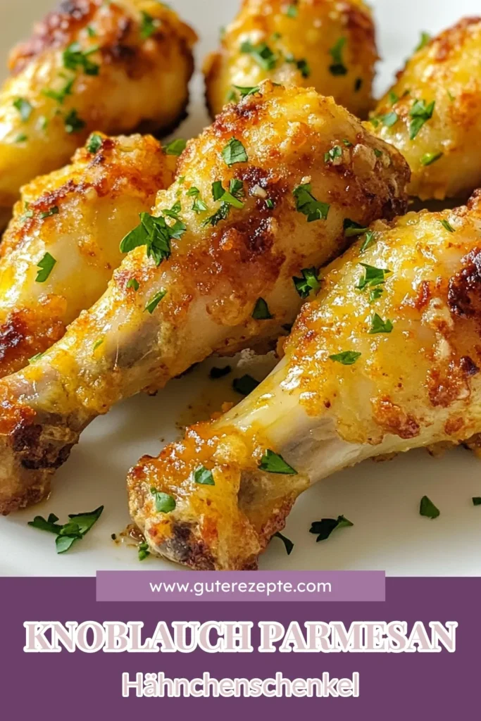 Entdecke dieses köstliche und einfache Knoblauch Parmesan Hähnchenschenkel Rezept für die Luftfritteuse! Diese knusprigen Hähnchenschenkel Luftfritteuse sind in nur 40 Minuten zubereitet und perfekt für ein gesundes Hähnchen Rezept. Lerne, wie du einfache Hähnchenschenkel marinieren kannst und erlebe den unverwechselbaren Geschmack von Knoblauch und Parmesan. Probiere es jetzt aus und genieße eine gesunde Mahlzeit! #Luftfritteuse #HähnchenRezept #KnoblauchParmesan #GesundesKochen