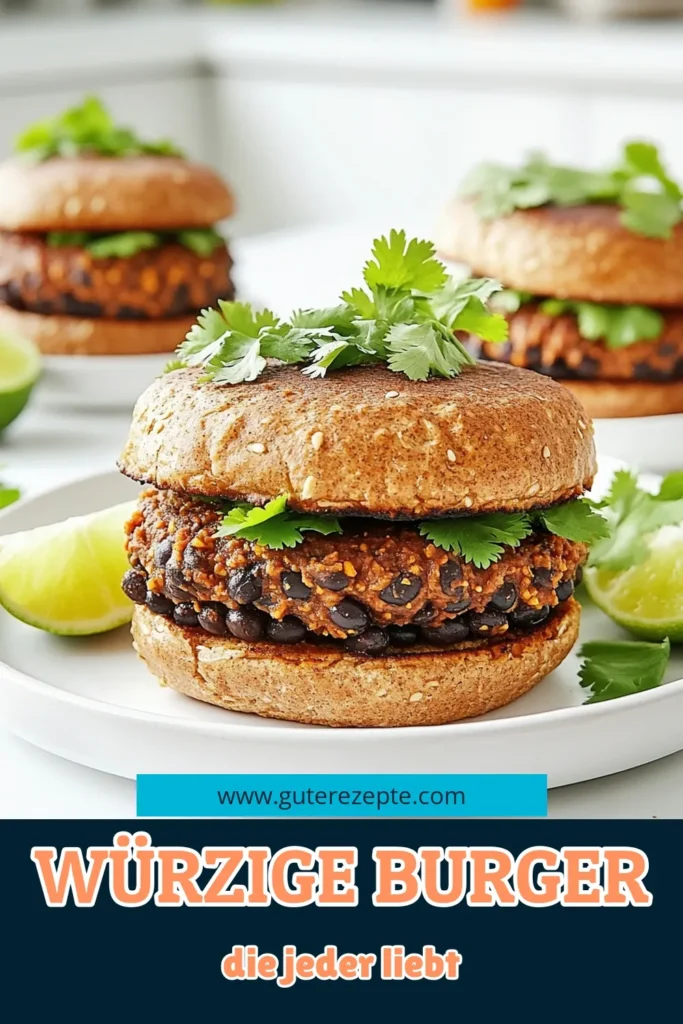 Entdecke den unwiderstehlichen Geschmack von würzigen Chipotle-Schwarzen Bohnen-Burger! Diese kreativen und gesunden Burger sind einfach zuzubereiten und perfekt für jeden Anlass. Mit schwarzen Bohnen, Quinoa und einer leckeren Mischung aus Gewürzen sind sie nicht nur köstlich, sondern auch nahrhaft. Klicke jetzt, um das vollständige Rezept zu erhalten und deine Gäste zu beeindrucken! #ChipotleBurger #VeggieEssen #GesundeRezepte #Bohnenliebe