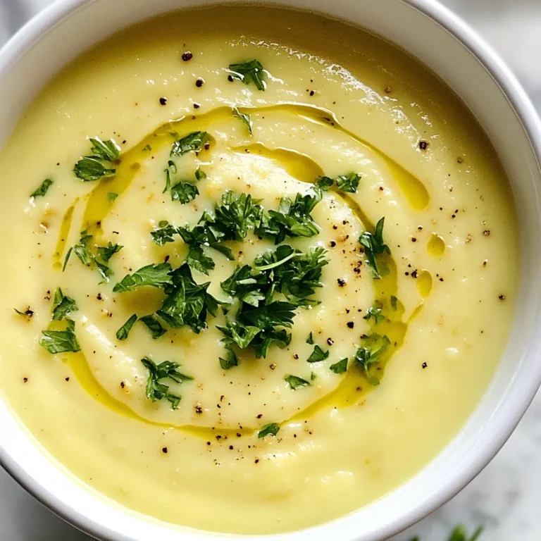 - 1 großer Kopf Blumenkohl, in Röschen zerteilt - 1 mittlere Zwiebel, gehackt - 3 Knoblauchzehen, fein gehackt Blumenkohl ist die Hauptzutat. Er gibt der Suppe eine schöne Textur. Die Zwiebel und der Knoblauch bringen viel Geschmack. Zwiebeln machen die Suppe süßlich und aromatisch. Knoblauch gibt ein wenig Schärfe und Tiefe. - 2 Esslöffel Olivenöl - 4 Tassen Gemüsebrühe - 1 Tasse Kokosmilch (Vollfett) Olivenöl hilft beim Rösten des Blumenkohls. Es sorgt für eine goldene Farbe und Geschmack. Gemüsebrühe gibt der Suppe einen herzhaften Geschmack. Die Kokosmilch macht die Suppe cremig und reichhaltig. Sie gibt auch einen leichten süßlichen Geschmack. - 1 Teelöffel gemahlener Kreuzkümmel - 1 Teelöffel geräucherter Paprika - ½ Teelöffel Salz (oder nach Geschmack) - ¼ Teelöffel schwarzer Pfeffer Kreuzkümmel gibt der Suppe eine warme Note. Er bringt auch einen Hauch von Erdnussgeschmack. Geräucherter Paprika fügt eine rauchige Tiefe hinzu. Salz und Pfeffer sind wichtig, um die Aromen zu betonen. Diese Zutaten machen die cremige geröstete Blumenkohlsuppe zu einem echten Genuss. Sie sind einfach zu finden und bringen viel Geschmack. {{ingredient_image_2}} Heize deinen Ofen auf 220°C (425°F) vor. Nimm einen großen Kopf Blumenkohl und zerteile ihn in Röschen. Lege die Blumenkohlröschen auf ein Backblech. Gib 1 Esslöffel Olivenöl, Salz und Pfeffer hinzu. Mische alles gut, damit die Röschen gleichmäßig bedeckt sind. Breite die Röschen in einer einzigen Schicht aus. Röste sie 25-30 Minuten, bis sie goldbraun und zart sind. Während der Blumenkohl röstet, erhitze den restlichen Esslöffel Olivenöl in einem großen Topf bei mittlerer Hitze. Füge die gehackte Zwiebel hinzu und brate sie etwa 5 Minuten lang. Sie sollte weich und glasig sein. Jetzt kommt der fein gehackte Knoblauch. Brate ihn 1-2 Minuten mit, bis er duftet. Nimm die gerösteten Blumenkohlröschen und gib sie in den Topf. Füge die Gemüsebrühe, gemahlenen Kreuzkümmel und geräucherten Paprika hinzu. Lass die Suppe 10 Minuten köcheln, damit sich die Aromen verbinden. Nimm den Topf vom Herd und püriere die Suppe mit einem Stabmixer. Sie sollte schön glatt und cremig sein. Rühre die Kokosmilch unter. Stelle den Topf wieder auf mittlere Hitze und erwärme die Suppe etwa 5 Minuten. Schmecke sie ab und passe die Würzung nach Bedarf an. Serviere die Suppe heiß und garniere sie mit frischer Petersilie oder Schnittlauch. Um Blumenkohl perfekt zu rösten, heizen Sie den Ofen auf 220°C vor. Die Röschen brauchen 25 bis 30 Minuten. Wichtig ist, dass sie gleichmäßig verteilt sind. So bräunen sie gut. Ein wenig Öl und Gewürze helfen, den Geschmack zu verstärken. Fühlen Sie sich frei, die Suppe nach Ihrem Geschmack anzupassen. Fügen Sie geröstete Nüsse oder Samen als Topping hinzu. Auch ein Spritzer Zitrone kann den Geschmack heben. Frische Kräuter wie Basilikum oder Koriander passen auch gut. Experimentieren lohnt sich! Ein Stabmixer ist super für diese Suppe. Er ist einfach zu nutzen und leicht zu reinigen. Ein Standmixer kann auch verwendet werden, aber er benötigt mehr Zeit zum Vorbereiten. Lassen Sie die Suppe abkühlen, bevor Sie sie pürieren. So vermeiden Sie Spritzer und Verbrennungen. Pro Tipps Rösten für extra Geschmack: Das Rösten des Blumenkohls verstärkt die Aromen und verleiht der Suppe eine tiefe, komplexe Geschmacksnote. Achten Sie darauf, ihn gut zu bräunen. Variationen der Gewürze: Experimentieren Sie mit verschiedenen Gewürzen wie Kurkuma oder Ingwer, um der Suppe eine besondere Note zu verleihen. Die richtige Konsistenz: Für eine noch cremigere Suppe können Sie zusätzlich eine kleine Menge Cashewcreme oder Joghurt hinzufügen. Garnitur für den Wow-Faktor: Verleihen Sie der Suppe mit gerösteten Nüssen oder Samen und frischen Kräutern einen zusätzlichen Crunch und Farbe. {{image_4}} Diese Suppe ist von Natur aus vegetarisch und vegan. Um die Suppe noch gesünder zu machen, können Sie die Kokosmilch durch Mandelmilch ersetzen. Das gibt einen anderen, aber leckeren Geschmack. Sie können auch Nussmilch oder Hafermilch verwenden. Achten Sie darauf, eine ungesüßte Variante zu wählen. So bleibt der Geschmack der Suppe klar und frisch. Experimentieren Sie mit Kräutern und Gewürzen, um neue Aromen zu entdecken. Fügen Sie frischen Thymian oder Rosmarin hinzu. Diese Kräuter geben der Suppe eine schöne Tiefe. Auch ein Spritzer Zitrone kann die Aromen aufhellen. Wenn Sie es schärfer mögen, probieren Sie etwas Cayennepfeffer oder Chili. Diese Gewürze bringen einen aufregenden Kick. Die Suppe schmeckt am besten mit einem Stück frischem Brot. Ein knuspriges Baguette oder Sauerteigbrot passt perfekt. Sie können auch einen frischen Salat dazu servieren. Ein einfacher grüner Salat mit einem leichten Dressing ergänzt die Cremigkeit der Suppe. Für einen extra Crunch streuen Sie Röstzwiebeln oder geröstete Nüsse obenauf. Du kannst die cremige Blumenkohlsuppe leicht aufbewahren. Sie passt gut in den Kühlschrank oder das Gefrierfach. Wenn du sie im Kühlschrank lagerst, verwende einen luftdichten Behälter. So bleibt die Suppe frisch und lecker. Die Suppe hält sich im Kühlschrank etwa 3 bis 5 Tage. Im Gefrierfach kannst du sie bis zu 3 Monate aufbewahren. Achte darauf, die Suppe gut zu verpacken, damit sie keinen Gefrierbrand bekommt. Um die Suppe aufzuwärmen, gibt es ein paar gute Methoden. Du kannst sie in einem Topf bei mittlerer Hitze erwärmen. Rühre sie regelmäßig um, damit sie nicht anbrennt. Eine andere Möglichkeit ist, die Suppe in der Mikrowelle zu erwärmen. Stelle sicher, dass du sie in einem mikrowellenfesten Behälter aufbewahrst. Erwärme sie in kurzen Intervallen und rühre zwischendurch um. So bleibt die Konsistenz schön cremig. Die cremige Konsistenz der Suppe kommt von der Kokosmilch und dem Pürieren. Die Kokosmilch gibt der Suppe reichhaltigen Geschmack und eine tolle Textur. Sie sorgt dafür, dass die Suppe samtig und weich wird. Das Pürieren nach dem Kochen ist der Schlüssel. Es vermischt alle Zutaten und macht die Suppe glatt. Ich benutze gerne einen Stabmixer, da er einfach zu handhaben ist. Man kann auch einen Standmixer verwenden, aber man sollte die Suppe etwas abkühlen lassen, bevor man sie püriert. Ja, du kannst andere Gemüse hinzufügen! Karotten, Sellerie oder sogar Süßkartoffeln passen gut. Diese Gemüse bringen zusätzliche Aromen und Nährstoffe. Ein einfacher Trick: Röste das Gemüse zusammen mit dem Blumenkohl. So bleibt der Geschmack intensiv. Du kannst auch Spinat oder Grünkohl am Ende der Kochzeit hinzufügen. Diese grünen Gemüsesorten geben der Suppe Farbe und einen gesunden Kick. Ja, die Suppe ist glutenfrei. Alle Zutaten, die wir verwenden, enthalten kein Gluten. Blumenkohl, Zwiebeln, Knoblauch und die Gewürze sind glutenfrei. Achte darauf, dass die Gemüsebrühe ebenfalls glutenfrei ist. Viele Marken bieten glutenfreie Brühe an. Wenn du sicher gehen möchtest, kannst du die Etiketten auf Gluten überprüfen. So kannst du die Suppe ohne Sorgen genießen. Diese Suppe kombiniert Blumenkohl, Zwiebeln, Knoblauch und viele Gewürze. Wir haben die Schritte zur Zubereitung, von der Vorbereitung bis zum Pürieren, klar beschrieben. Tipps helfen dir beim Rösten und Variieren der Suppe. Zudem erfährst du, wie du sie richtig lagerst. Kreiere diese köstliche Suppe und passe sie an deinen Geschmack an. Sie ist einfach und schmackhaft. Probiere es aus und genieße jede Löffelfüllung!