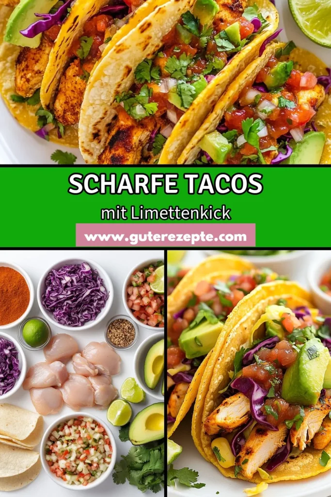 Entdecken Sie die köstlichsten Chipotle Hähnchen Tacos! Dieses einfache Limetten Hähnchen Rezept kombiniert würzige Hähnchen Tacos mit frischen Zutaten für ein authentisches mexikanisches Taco Rezept. Perfekt zum Teilen oder für ein schnelles Abendessen. Bereiten Sie sich auf Geschmacksexplosionen vor! Lassen Sie sich dieses Rezept nicht entgehen und speichern Sie es für Ihr nächstes Taco-Event! #ChipotleHähnchenTacos #LimettenHähnchenRezept #MexikanischesTacoRezept #EinfacheHähnchenTacos