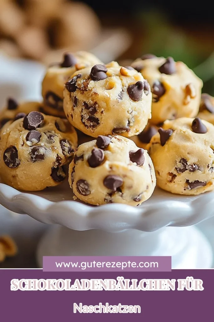 Entdecke unser Rezept für köstliche Schokoladenkekse-Teig-Bällchen, die nicht nur lecker sind, sondern auch gesunde Kekse bieten! Mit Mandelmehl und Kokosmehl kreieren diese veganen Snacks eine perfekte Kombination aus Verwöhnung und Nährstoffen. Egal ob als Party-Snack oder für dich selbst, du wirst sie lieben! Probiere sie aus und teile dieses Kokosmehl Rezept mit deinen Freunden! #Schokoladenkekse #MandelmehlCookies #gesundeKekse #veganeSnacks