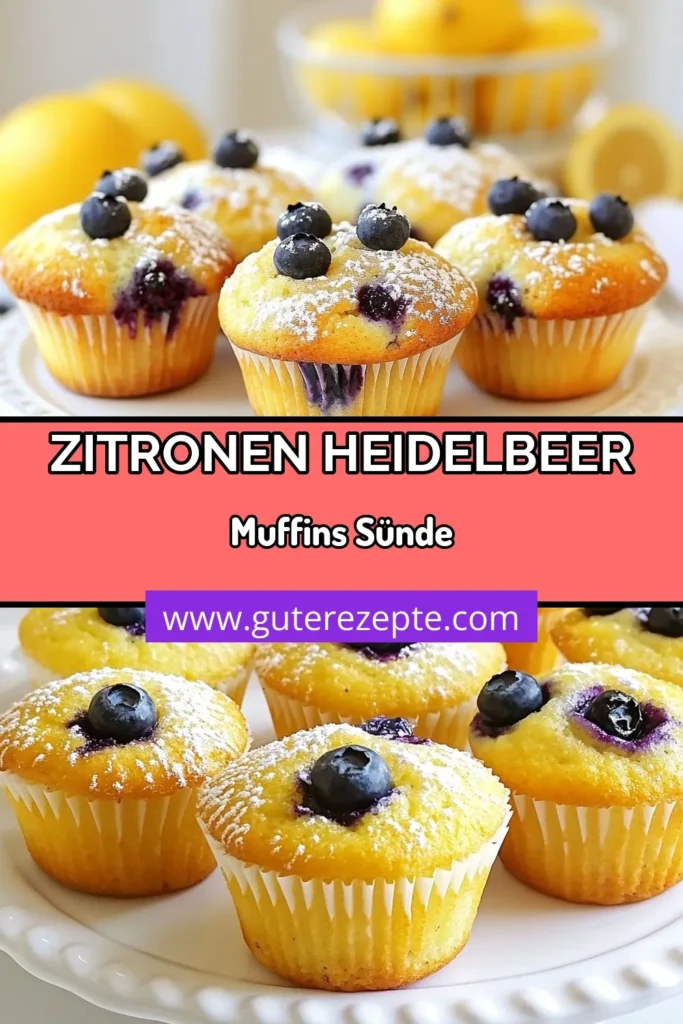 Entdecke das Rezept für köstliche Zitronen-Heidelbeer-Muffins! Diese griechischer Joghurt Muffins sind perfekte gesunde Muffinrezepte für jeden Anlass. Mit frischen Beeren und dem fruchtig-frischen Geschmack sind sie einfach zuzubereiten. Perfekt für Frühstück oder als Snack! Probiere unser einfaches Muffinrezepte aus und beeindrucke deine Familie! Speichere dir das Rezept und kreiere deine eigenen Muffins! #MuffinsMitFrischenBeeren #GesundeMuffinrezepte #ZitronenHeidelbeerMuffins #EinfacheMuffinrezepte