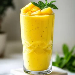 - 1 Tasse frische Ananasstücke - 1 reife Banane, in Scheiben geschnitten - 1/2 Tasse Kokosnussmilch - 1/2 Tasse griechischer Joghurt Die Hauptzutaten für Ihren tropischen Smoothie sind einfach und frisch. Ananas ist süß und hat viel Saft. Banane gibt dem Smoothie eine cremige Konsistenz. Kokosnussmilch bringt einen milden, tropischen Geschmack. Der griechische Joghurt sorgt für eine proteinreiche Basis. - 1 Esslöffel Honig oder Agavendicksaft - 1/2 Tasse Eiswürfel - 1 Esslöffel Chiasamen - Frische Minzblätter zur Garnitur Mit den optionalen Zutaten können Sie den Smoothie anpassen. Honig oder Agavendicksaft gibt mehr Süße. Eiswürfel machen den Smoothie kalt und erfrischend. Chiasamen sind gesund und fügen Ballaststoffe hinzu. Minzblätter sorgen für eine schöne Garnitur und zusätzlichen Geschmack. {{ingredient_image_2}} Um den perfekten tropischen Ananas-Smoothie zu machen, müssen wir zuerst die Zutaten vorbereiten. - Schneide 1 Tasse frische Ananas in kleine Stücke. Achte darauf, die harte Schale zu entfernen. - Nimm eine reife Banane und schneide sie in Scheiben. Sie sollte süß und weich sein. - Öffne die Kokosnussmilch. Messen Sie 1/2 Tasse für den Smoothie ab. - Auch den griechischen Joghurt benötigen wir. Nimm 1/2 Tasse und stelle ihn bereit. Jetzt kommt der spaßige Teil! Gib alle vorbereiteten Zutaten in den Mixer. - Füge die Ananasstücke, die Bananenscheiben, die Kokosnussmilch und den Joghurt hinzu. - Wenn du etwas Süße möchtest, gib 1 Esslöffel Honig oder Agavendicksaft dazu. - Füge dann 1/2 Tasse Eiswürfel hinzu, um den Smoothie kühl und erfrischend zu machen. - Mixe alles bei hoher Geschwindigkeit für etwa 1 bis 2 Minuten. Achte darauf, dass alles glatt und cremig wird. Der Smoothie ist fast fertig! Jetzt kannst du ihn nach deinem Geschmack anpassen. - Probier den Smoothie und passe die Süße an, wenn du mehr möchtest. - Wenn du Chiasamen nutzen willst, füge 1 Esslöffel hinzu und pulsiere kurz, um sie zu vermischen. - Fülle den Smoothie in große Gläser. - Garniere jedes Glas mit frischen Minzblättern. Das sieht nicht nur schön aus, sondern schmeckt auch frisch! Um die beste Konsistenz zu erreichen, können Sie die Menge an Eiswürfeln variieren. Mehr Eis macht den Smoothie kälter und dicker. Weniger Eis ergibt eine flüssigere Mischung. Ein Hochleistungsmixer ist auch wichtig. Er sorgt dafür, dass alle Zutaten gut vermischt werden. Die glatte Textur macht den Genuss noch besser. Die Ananas liefert wichtige Nährstoffe. Sie ist reich an Vitamin C und Antioxidantien. Diese helfen, das Immunsystem zu stärken. Chiasamen sind ebenfalls gesund. Sie sind voll von Ballaststoffen und Omega-3-Fettsäuren. Diese fördern die Verdauung und das Herz. Griechischer Joghurt ist eine gute Wahl. Er hat viel Eiweiß und macht den Smoothie cremig. Außerdem enthält er Probiotika, die gut für den Bauch sind. Sie können mit verschiedenen Früchten experimentieren. Mangos oder Erdbeeren passen gut zu Ananas. Sie bringen neue Geschmäcker und Farben. Alternative Milchsorten sind eine weitere Option. Mandelmilch oder Hafermilch geben dem Smoothie einen anderen Geschmack. Diese Optionen sind auch für Veganer geeignet. Pro Tipps Frische Zutaten: Verwenden Sie frische Ananas und Banane für den besten Geschmack und die beste Textur. Kokosnussmilch Variationen: Experimentieren Sie mit verschiedenen Kokosnussprodukten wie Kokosnusscreme für eine cremigere Konsistenz. Süße anpassen: Passen Sie die Süße nach Belieben an, indem Sie mehr Honig oder Agavendicksaft hinzufügen, um den Smoothie nach Ihrem Geschmack zu optimieren. Chiasamen einweichen: Wenn möglich, weichen Sie die Chiasamen vorher in Wasser ein, um ihre Nährstoffe besser freizusetzen und die Konsistenz zu verbessern. {{image_4}} Um deinen Smoothie aufzupeppen, kannst du Mangostücken hinzufügen. Diese Frucht bringt eine süße Note und ist reich an Vitaminen. Alternativ kannst du gefrorene Beeren verwenden. Sie fügen Farbe hinzu und machen den Smoothie noch erfrischender. Wenn du gefrorene Früchte nimmst, sparst du auch Eiswürfel, da sie den Smoothie bereits kühl halten. Wenn du mehr Protein möchtest, füge einfach Proteinpulver hinzu. Es gibt viele Geschmäcker, die gut passen. Eine weitere Möglichkeit ist, den Joghurt durch proteinreichere Alternativen zu ersetzen. Griechischer Joghurt ist schon gut, aber du kannst auch Quark verwenden, um den Proteinanteil zu erhöhen. So wird dein Smoothie nicht nur lecker, sondern auch nahrhaft. Für eine vegane Version ersetze den Joghurt durch pflanzliche Alternativen. Kokosjoghurt oder Sojajoghurt sind gute Optionen. Wenn du den Honig weglassen möchtest, nutze Agavendicksaft oder Ahornsirup. Diese Süßungsmittel sind pflanzlich und geben trotzdem die nötige Süße. So kannst du den Smoothie genießen, ganz ohne tierische Produkte. Wenn Sie übrig gebliebenen Smoothie haben, bewahren Sie ihn im Kühlschrank auf. Stellen Sie sicher, dass Sie ihn in einem luftdichten Behälter lagern. So bleibt er frisch. Vor dem Trinken ist es wichtig, den Smoothie gut zu schütteln oder umzurühren. Manchmal setzen sich die Zutaten ab. Das Schütteln bringt alles wieder zusammen. Wie lange ist der Smoothie haltbar? Im Kühlschrank bleibt der Smoothie etwa ein bis zwei Tage frisch. Nach dieser Zeit könnte der Geschmack nachlassen. Wenn Sie die Haltbarkeit verlängern möchten, können Sie den Smoothie auch einfrieren. Füllen Sie ihn in einen gefriergeeigneten Behälter. So hält er bis zu drei Monate. Wenn Sie ihn verwenden möchten, lassen Sie ihn einfach im Kühlschrank auftauen. Ja, gefrorene Ananas ist eine tolle Option. Sie hat einen süßen Geschmack und ist praktisch. Gefrorene Ananas macht den Smoothie extra kühl und erfrischend. Es ist auch einfach, gefrorenes Obst zu finden. Du sparst Zeit beim Schneiden. Außerdem bleibt der Nährwert der Ananas gut erhalten. Ja, dieser Smoothie ist sehr gesund. Er enthält viele Nährstoffe. Ananas hat viel Vitamin C. Das hilft deinem Immunsystem. Bananen liefern Kalium. Kokosnussmilch und griechischer Joghurt bringen gesunde Fette und Proteine. Chiasamen sind reich an Ballaststoffen. So unterstützt der Smoothie eine gesunde Verdauung. Die Zubereitung dauert nur etwa fünf Minuten. Das ist schnell und einfach. Du schneidest einfach die Ananas und die Banane. Dann gibst du alles in den Mixer. Mixe die Zutaten für ein bis zwei Minuten. So erhältst du eine glatte und cremige Textur. Dieser Smoothie ist ein einfacher Genuss, den du leicht zubereiten kannst. Du brauchst frische Ananas, Banane und Kokosnussmilch. Denke an die vielen Anpassungsmöglichkeiten, um deinen perfekten Smoothie zu kreieren. Probier verschiedene Früchte oder Milchen aus. Die gesundheitlichen Vorteile sind nicht zu unterschätzen. Die Nährstoffe in diesem Rezept unterstützen dein Wohlbefinden. Bewahre Reste im Kühlschrank auf, um später zu genießen. Jetzt bist du bereit, deinen Smoothie zu mixen!