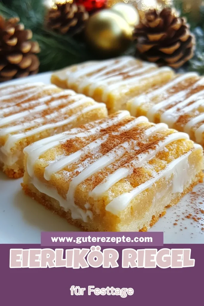 Entdecken Sie das perfekte Weihnachtsplätzchen Rezept mit diesen köstlichen Eierlikör Kekse! Diese einfachen Zuckerriegel Rezept sind ideal für festliche Anlässe und sorgen für die richtige Stimmung in der Weihnachtszeit. So einfach zu backen, werden sie sicher zum Hit bei Familie und Freunden. Lassen Sie sich von diesem Rezept inspirieren und teilen Sie Ihre Ergebnisse! #EierlikörKekse #Weihnachtsplätzchen #Zuckerriegel #einfachPlätzchenbacken