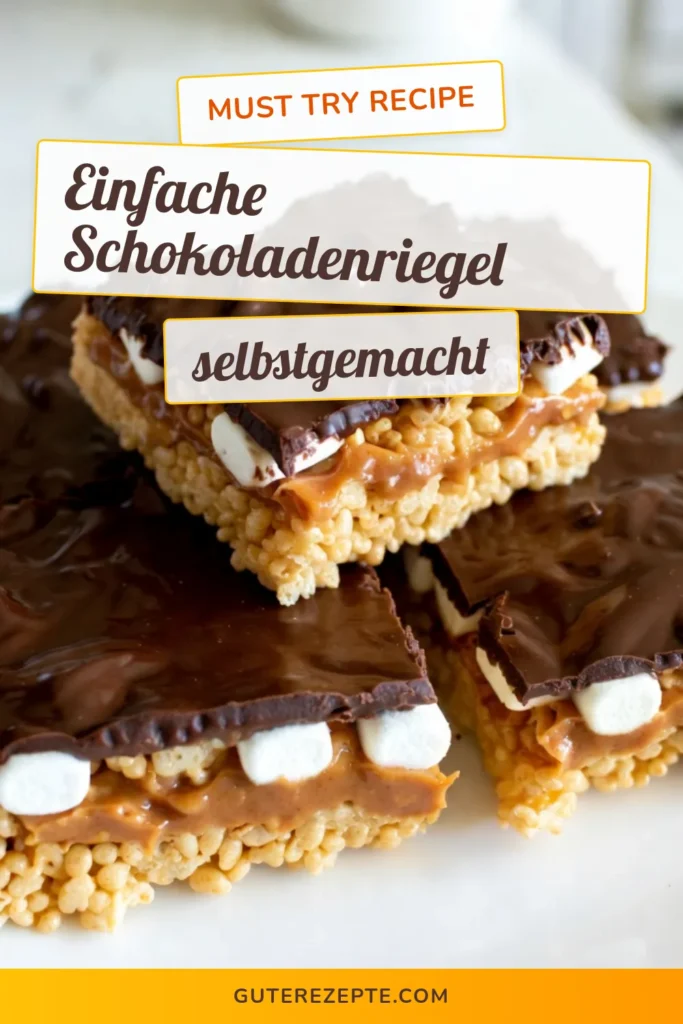 Entdecke das perfekte Rezept für Schokoladen-Erdnussbutter-Riegel! Diese leckeren Rice Krispies Riegel sind einfache Süßigkeiten mit Erdnussbutter, ideal als Snack für Kinder oder für schnelle Desserts. Mit nur wenigen Zutaten zauberst du im Handumdrehen ein unwiderstehliches Leckerli. Probiere es aus und bereite dich auf viele Köstlichkeiten vor! Jetzt speichern und nachmachen! #SchokoladenErdnussbutterRiegel #RiceKrispiesRezept #EinfacheSüßigkeiten #SnackFürKinder