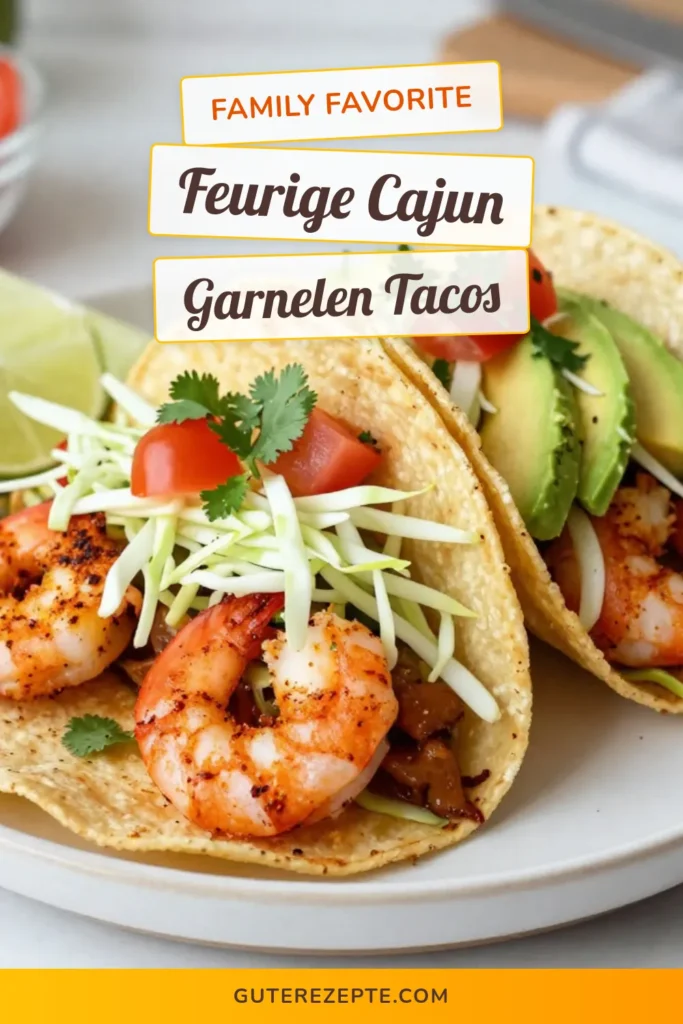 Entdecke das Rezept für köstliche Cajun Garnelen Tacos, die deine Geschmacksknospen zum Tanzen bringen! Diese würzigen Tacos Rezept nutzt große Garnelen, die perfekt in frisch erwärmte Maistortillas gefüllt werden. Ideal für schnelle Garnelengerichte und einfach in der Zubereitung. Bereite deine nächste Taco-Nacht mit diesem Rezept vor und fühle den Cajun-Spice! Jetzt merken und ausprobieren! #CajunGarnelen #TacoLover #SchnelleRezepte #LeckeresEssen