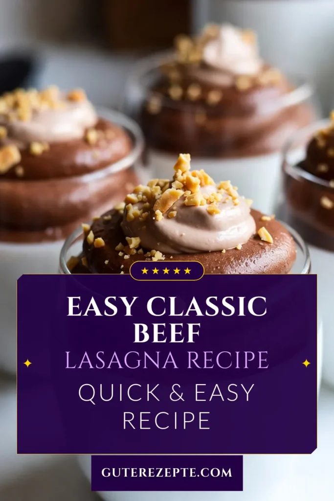 Entdecke unser Rezept für köstliche Schokoladen-Hazelnuss-Mousse-Becher! Diese einfache Schokoladenmousse mit Zartbitterschokolade und Haselnusscreme ist das perfekte Haselnuss-Dessert für jeden Anlass. Mit wenigen Zutaten bereitest du im Handumdrehen diese himmlischen Mousse mit Zartbitterschokolade zu. Ideal für Feiern oder einen süßen Snack! Lass dir das Rezept für Mousse Becher nicht entgehen! #SchokoladenHazelnussMousse #MousseMitZartbitterschokolade #HaselnussDessert #EinfacheSchokoladenmousse