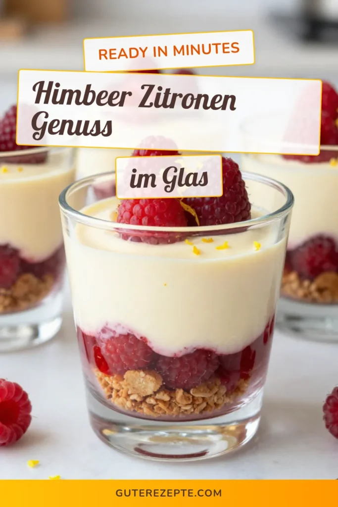 Entdecke die perfekten Himbeer-Zitronen-Cheesecake-Parfaits für ein erfrischendes Dessert! Dieses einfache Cheesecake-Dessert-Rezept ist ideal für jede Gelegenheit und besteht aus köstlichen Schichten ohne Backen. Genieße diese einfachen Parfaits und verwöhne deine Gäste mit erfrischenden Dessertideen. Jetzt ausprobieren und speichern! #HimbeerZitronenCheesecake #CheesecakeDessertRezept #EinfacheParfaits #NoBakeCheesecake