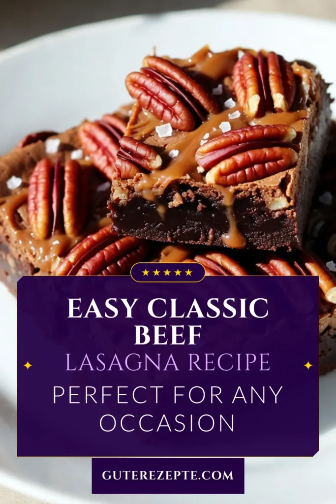 Entdecke unser unwiderstehliches Rezept für Karamell Pekan Brownies! Diese schokoladigen Pekannuss Brownies sind glutenfrei und perfekt für jeden Anlass. Mit einer einfachen Karamellsauce und einer herzhaften Meersalz Garnierung sind sie ein echter Genuss. Bereite deine eigenen einfachen Brownies mit Karamell zu und überrasche deine Gäste! Jetzt nachbacken und teilen! #KaramellPekanBrownies #glutenfreieBrowniesRezept #einfacheBrowniesmitKaramell #BrowniesmitMeersalzGarnierung