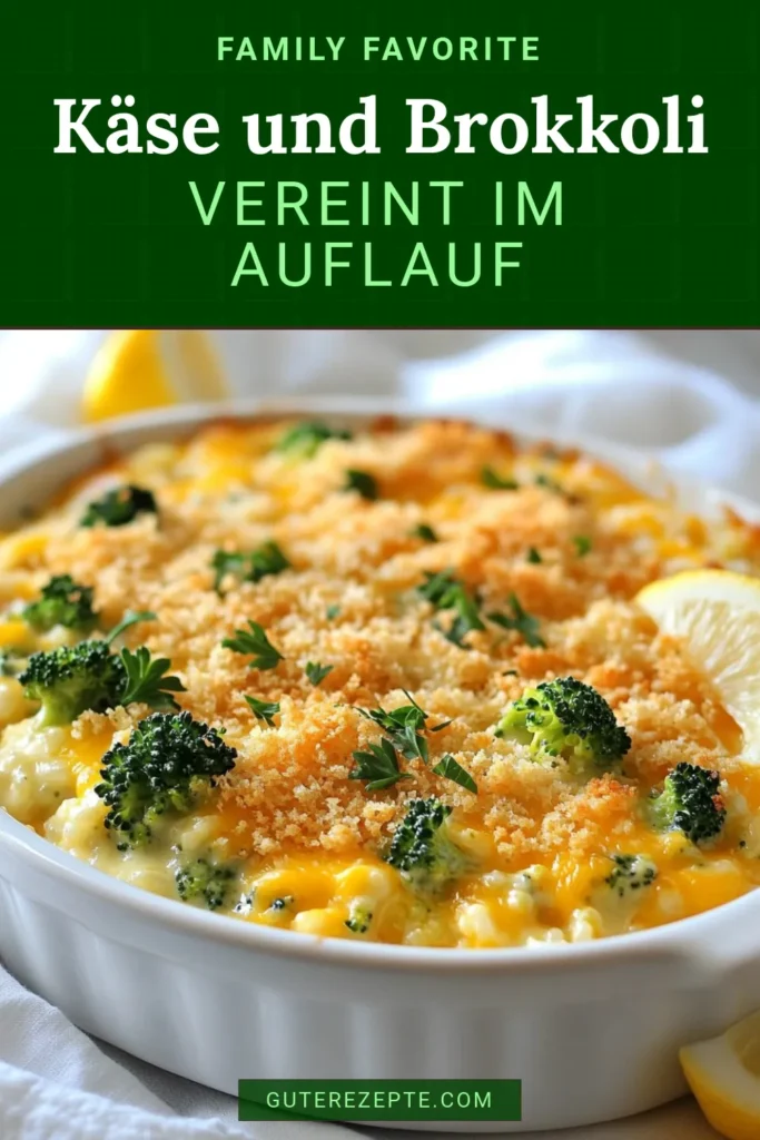 Entdecken Sie unser einfaches Rezept für einen köstlichen Käse-Brokkoli-Reisauflauf! Dieser vegetarische Auflauf vereint gesunde Rezepte mit Brokkoli, köstlichen Cheddar und perfekt gekochtem Reis. Ideal für die ganze Familie und einfach zuzubereiten. Lassen Sie sich dieses einzigartige Kombination nicht entgehen! Speichern Sie das Rezept für den nächsten Abend! #KäseBrokkoliReisauflauf #vegetarischerAuflauf #gesundeRezepteMitBrokkoli #einfacheAuflaufrezepte