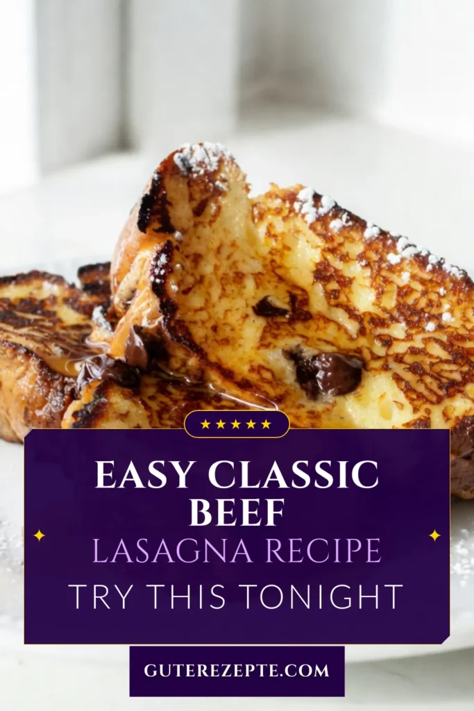 Verwöhne deinen Morgen mit diesem dekadenten Brioche-Toast! Unser Schokoladenstückchen Rezept bringt die perfekte Kombination aus süßem French Toast mit Schokolade und köstlichem Ahornsirup Garnierung. Ideal für Frühstücksrezepte, die das Herz höher schlagen lassen. Probiere es gleich aus und gönne dir einen himmlischen Start in den Tag! Speichere das Rezept für das nächste Frühstück! #BriocheToast #Schokoladenrezept #Frühstücksideen #Ahornsirup