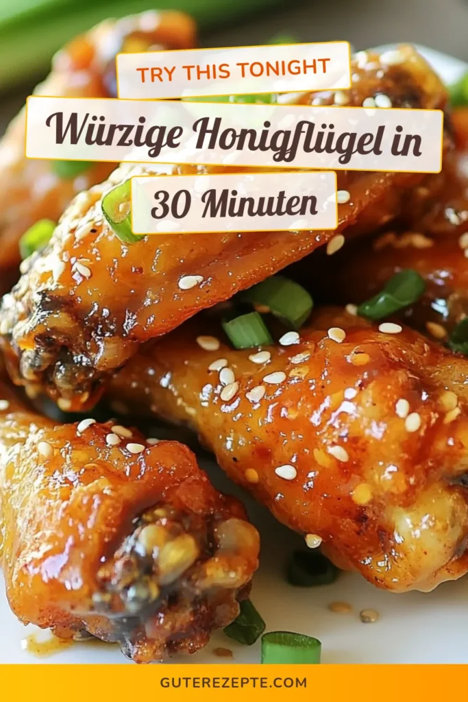 Entdecke das köstliche Rezept für würzige Honig-Knoblauch-Flügel! Diese knusprigen Hähnchenflügel, mariniert in einer aromatischen Honig-Knoblauch-Marinade, sind perfekt für jeden Anlass. Ideal als Snack oder Hauptgericht, garantiert dieses asiatische Hähnchen Rezept ein Geschmackserlebnis. Probiere es aus und verwandle deine nächste Mahlzeit! Speichere das Rezept für später! #HähnchenflügelRezept #WürzigeHonigKnoblauchFlügel #HonigKnoblauchMarinade #KnusprigeHähnchenflügel