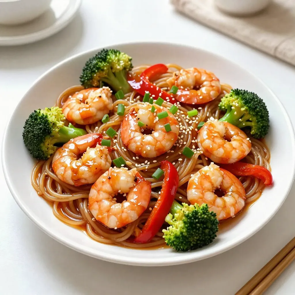 Honig Knoblauch Garnelen Nudeln Einfaches Rezept