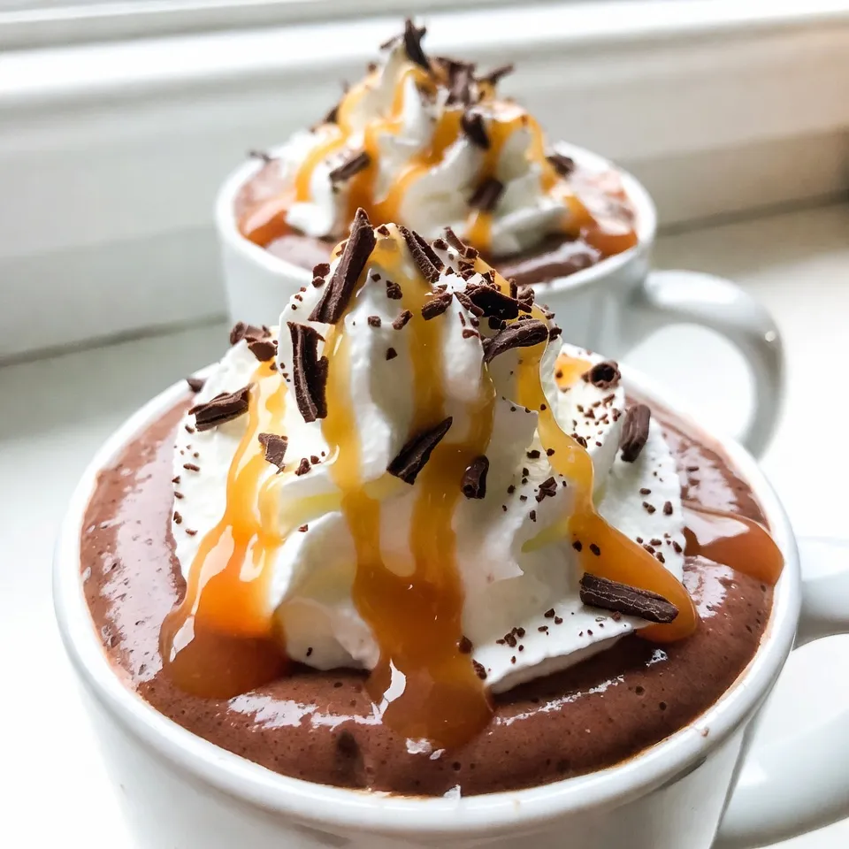 Für diese köstliche gesalzene Karamell-Hot Chocolate benötigst du folgende Hauptzutaten: - 500 ml Vollmilch - 250 ml Schlagsahne - 100 g Zartbitterschokoladenstückchen - 2 Esslöffel ungesüßtes Kakaopulver - 60 ml Karamellsoße - 1 Teelöffel Vanilleextrakt - 1/4 Teelöffel Meersalz Diese Zutaten geben deiner heißen Schokolade die perfekte Konsistenz und den vollen Geschmack. Die Kombination aus Milch und Sahne sorgt für einen cremigen Genuss. Zartbittere Schokolade und ungesüßtes Kakaopulver bringen die Schokoladennote hervor. Karamellsoße und Vanilleextrakt fügen süße und aromatische Nuancen hinzu. Meersalz rundet das Ganze ab und hebt die Aromen hervor. Du kannst deiner Hot Chocolate noch einige optionale Zutaten und Garnierungen hinzufügen: - Schlagsahne, zum Dekorieren - Schokoladenspäne, zur Garnierung Diese Extras machen dein Getränk noch verlockender. Ein Klecks Schlagsahne obenauf ist einfach himmlisch! Schokoladenspäne geben einen zusätzlichen Crunch und das macht die Präsentation besonders. Die Qualität der Zutaten ist entscheidend. Wähle frische Vollmilch und Schlagsahne für den besten Geschmack. Zartbitterschokolade sollte einen hohen Kakaoanteil haben. Das sorgt für einen reichen und tiefen Schokoladengeschmack. Achte auch auf die Karamellsoße. Selbstgemacht ist immer besser, aber eine gute gekaufte Soße tut es auch. Frisches Meersalz hebt die Aromen und gibt einen interessanten Kontrast zur Süße. Für die Schokoladenspäne kannst du einfach eine hochwertige Schokolade verwenden. Mit diesen Zutaten machst du aus der einfachen heißen Schokolade ein wahres Geschmackserlebnis! {{ingredient_image_2}} Beginne mit einem großen Topf. Füge 500 ml Vollmilch und 250 ml Schlagsahne hinzu. Stelle den Topf auf mittlere Hitze. Rühre die Mischung sanft, bis sie dampft. Lass sie aber nicht kochen. Nimm 100 g Zartbitterschokoladenstückchen und 2 Esslöffel ungesüßtes Kakaopulver. Füge sie in den Topf hinzu. Rühre mit einem Schneebesen, bis alles schmilzt. Die Mischung sollte jetzt glatt und cremig sein. Jetzt kommt der besondere Teil. Nimm 60 ml Karamellsoße und 1 Teelöffel Vanilleextrakt. Gib sie in die heiße Schokolade. Rühre gut um, bis alles gleichmäßig vermischt ist. Füge 1/4 Teelöffel Meersalz hinzu. Das Salz hebt den süßen Geschmack hervor. Probiere die heiße Schokolade. Wenn du mehr Süße magst, füge mehr Karamellsoße hinzu. Nimm die heiße Schokolade vom Herd. Gieße sie in Tassen. Toppe jede Tasse mit einem Klecks Schlagsahne. Träufle etwas Karamellsoße darüber. Streue etwas Meersalz und Schokoladenspäne als Garnitur. Für einen besonderen Akzent kannst du die Tassen mit geschmolzener Schokolade umrandet. Das macht die Präsentation noch besser! Um die perfekte Konsistenz zu erreichen, ist es wichtig, die Mischung sanft zu erhitzen. Beginne mit der Kombination von Vollmilch und Schlagsahne in einem Topf. Rühre langsam um, bis die Mischung dampft, aber nicht kocht. Wenn du die Zartbitterschokolade und das Kakaopulver hinzufügst, benutze einen Schneebesen. So vermeidest du Klumpen und bekommst eine glatte Textur. Achte darauf, dass die Schokolade vollständig schmilzt, um eine cremige Basis zu schaffen. Der Süßigkeitsgrad kann leicht angepasst werden. Wenn du die heiße Schokolade probierst, entscheide, ob sie süß genug ist. Wenn nicht, füge einfach mehr Karamellsoße hinzu. Das gibt nicht nur mehr Süße, sondern auch eine tolle Karamellnote. Du kannst auch weniger Karamell verwenden, wenn du es lieber weniger süß magst. So passt du das Getränk deinem Geschmack an. Die Zubereitung im Voraus ist einfach. Du kannst die heiße Schokolade bis zu zwei Tage im Kühlschrank aufbewahren. Lass sie einfach abkühlen, bevor du sie in einen Behälter füllst. Zum Aufwärmen kannst du sie in einem Topf bei niedriger Hitze erhitzen. Rühre gut um, damit sie gleichmäßig warm wird. Alternativ kannst du die Mikrowelle verwenden. So hast du schnell einen warmen Genuss, wenn du ihn brauchst. Pro Tipps Die richtige Schokolade wählen: Verwenden Sie hochwertige Zartbitterschokolade für einen intensiveren Geschmack. Dies macht den Unterschied in der reichhaltigen und cremigen Textur Ihrer heißen Schokolade. Karamell selbst machen: Wenn Sie Zeit haben, probieren Sie aus, Ihre eigene Karamellsoße herzustellen. Frisch zubereitetes Karamell hat einen unvergleichlichen Geschmack und kann nach Belieben angepasst werden. Variationen ausprobieren: Fügen Sie verschiedene Aromen hinzu, wie z.B. einen Schuss Pfefferminz- oder Haselnussextrakt, um Ihrer heißen Schokolade eine persönliche Note zu verleihen. Perfekte Präsentation: Um eine besondere Note zu verleihen, können Sie die Ränder der Tassen mit geschmolzener Schokolade versehen und in Kakaopulver oder Zuckerkristallen tauchen, bevor Sie die heiße Schokolade eingießen. {{image_4}} Sie können mit verschiedenen Schokoladensorten spielen. Die Wahl der Schokolade macht viel aus. Milchschokolade sorgt für einen süßen Geschmack. Sie hat eine cremige Textur, die viele lieben. Weiße Schokolade ist auch eine tolle Wahl. Sie hat einen milden, süßen Geschmack. Für eine dunklere Note nehmen Sie Zartbitterschokolade. Das bringt einen schönen Kontrast zur Süße des Karamells. Fügen Sie zusätzliche Aromen hinzu, um Ihre heiße Schokolade zu verfeinern. Minze ist eine beliebte Wahl. Ein paar Tropfen Minzextrakt geben einen frischen Kick. Haselnuss ist ebenfalls lecker. Nussige Aromen passen gut zu Schokolade. Experimentieren Sie mit Gewürzen wie Zimt oder Muskatnuss. Diese bringen Wärme und Tiefe in den Geschmack. Es gibt viele Alternativen für vegane oder glutenfreie Varianten. Verwenden Sie pflanzliche Milch wie Mandel- oder Hafermilch. Diese sind leicht und geschmackvoll. Für die Sahne können Sie Kokoscreme nutzen. Ihre Konsistenz ist schön cremig. Achten Sie auf glutenfreie Schokoladenstücke. So bleibt das Rezept für alle genießbar. Es ist wichtig, die Zutaten sorgfältig auszuwählen. Wenn du Reste von gesalzener Karamell-Hot Chocolate hast, lagere sie in einem luftdichten Behälter. Stelle sicher, dass die Mischung abgekühlt ist, bevor du sie verschließt. So bleibt der Geschmack frisch. Du kannst den Behälter bis zu drei Tage im Kühlschrank aufbewahren. Die Haltbarkeit beträgt etwa drei Tage im Kühlschrank. Nach dieser Zeit kann der Geschmack nachlassen. Achte auf Anzeichen von Verderb, wie ungewöhnlichen Geruch oder Farbe. Das ist wichtig, um sicherzustellen, dass du die beste Qualität genießt. Um die Reste aufzuwärmen, gieße die Hot Chocolate in einen Topf. Erhitze sie bei mittlerer Hitze. Rühre dabei gut um, damit sie gleichmäßig warm wird. Vermeide es, sie zum Kochen zu bringen, damit die Konsistenz bleibt. Serviere die heiße Schokolade in Tassen mit frischer Schlagsahne und einem Schuss Karamellsoße. Das macht das Getränk gleich wieder lecker! Du kannst gesalzene Karamell-Hot Chocolate in vielen Cafés und Restaurants finden. Viele Orte bieten diese köstliche Variante in der kalten Jahreszeit an. In einigen Geschäften kannst du sie auch als Fertiggetränk kaufen. Manchmal findest du sogar spezielle Events oder Märkte, wo sie serviert wird. Wenn du eine besondere Note suchst, probiere es in einem kleinen, lokalen Café. Oft haben sie eigene Rezepte oder besondere Zutaten. Ja, die Karamellsoße ist einfach selbst zu machen! Du benötigst nur Zucker, Wasser und etwas Butter. Erhitze den Zucker mit Wasser in einem Topf, bis er schmilzt und goldbraun wird. Dann rühre die Butter ein und lasse es kurz abkühlen. Du kannst auch eine Prise Meersalz hinzufügen, um den Geschmack zu verstärken. Dieses hausgemachte Karamell passt perfekt zu deiner Hot Chocolate. Gesalzene Karamell-Hot Chocolate ist nicht das gesündeste Getränk, aber du kannst es genießen! Sie enthält Zucker, Schokolade und Sahne, was sie reichhaltig macht. Wenn du sie in Maßen trinkst, ist das okay. Du kannst auch die Menge der Karamellsoße anpassen, um sie etwas gesünder zu machen. Verwende fettarme Milch oder weniger Sahne, um die Kalorien zu senken. So bleibt der Genuss, ohne zu viel zu schlemmen! Gesalzene Karamell-Hot Chocolate ist ein Genuss für viele. Wir haben die besten Zutaten besprochen und ich habe dir eine Schritt-für-Schritt-Anleitung gegeben. Tipps für die perfekte Konsistenz helfen dir, dein Getränk nach deinem Geschmack anzupassen. Du kannst aus verschiedenen Schokoladen und Aromen wählen, um etwas Einzigartiges zu schaffen. Bei der Lagerung ist es einfach, die Reste aufzubewahren. Denke daran, die FAQs zu nutzen, um weitere Fragen zu klären. Ich hoffe, du probierst dieses Rezept aus und genießt jede Tasse!