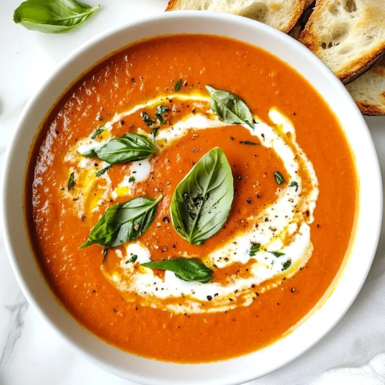 Für diese supereinfachen und leckeren Suppe brauchen Sie: - 2 Esslöffel Olivenöl - 1 mittlere Zwiebel, gewürfelt - 3 Knoblauchzehen, fein gehackt - 2 Dosen (je 425 g) passierte Tomaten - 960 ml Gemüsebrühe - 240 ml Sahne (oder Kokoscreme) Diese Zutaten sind die Basis. Die Tomaten geben den Hauptgeschmack. Die Zwiebel und der Knoblauch sorgen für Tiefe. Olivenöl bringt eine feine Note und die Sahne macht die Suppe schön cremig. Sie benötigen auch einige Gewürze. Diese sind wichtig für den Geschmack: - 1 Teelöffel getrocknetes Basilikum - 1 Teelöffel getrockneter Oregano - 1 Teelöffel Zucker - Salz und Pfeffer nach Geschmack Das Basilikum und Oregano bringen Kräuteraroma. Der Zucker gleicht die Säure der Tomaten aus. Salz und Pfeffer sind für den letzten Schliff. Diese Gewürze machen die Suppe richtig lecker. Wenn Sie milchfrei kochen möchten, können Sie die Sahne durch Kokoscreme ersetzen. Die Kokoscreme gibt der Suppe eine andere, aber köstliche Note. So bleibt die Suppe cremig und lecker. Auch ohne Milchprodukte schmeckt sie großartig! {{ingredient_image_2}} Zuerst musst du deinen Instant Pot auf den Sauté-Modus stellen. Gib 2 Esslöffel Olivenöl hinein. Wenn das Öl heiß ist, füge 1 gewürfelte Zwiebel hinzu. Brate die Zwiebel für etwa 3 bis 4 Minuten. Sie sollte weich werden. Jetzt kommt 3 fein gehackte Knoblauchzehen dazu. Brate den Knoblauch für 1 Minute an, bis er duftet. Jetzt ist es Zeit, die anderen Zutaten hinzuzufügen. Gib 2 Dosen passierte Tomaten in den Topf. Füge 960 ml Gemüsebrühe hinzu. Jetzt kommen die Gewürze: 1 Teelöffel getrocknetes Basilikum, 1 Teelöffel getrockneter Oregano und 1 Teelöffel Zucker. Der Zucker hilft, die Säure der Tomaten auszugleichen. Vergiss nicht, Salz und Pfeffer nach Geschmack hinzuzufügen. Rühre alles gut um, damit sich die Aromen verbinden. Schließe den Deckel des Instant Pots. Stelle den Druck auf „Manual“ oder „Pressure Cook“. Koche die Suppe bei hoher Temperatur für 10 Minuten. Während dieses Zeitraums wird die Suppe richtig lecker. Wenn die Kochzeit vorbei ist, lass den Druck für 5 Minuten natürlich entweichen. Danach kannst du die Schnellablassfunktion nutzen, um den restlichen Druck abzulassen. Öffne vorsichtig den Deckel. Jetzt kommt der spaßige Teil: Nimm einen Stabmixer und püriere die Suppe, bis sie die gewünschte Cremigkeit hat. Du kannst auch einen Standmixer verwenden, aber sei vorsichtig mit der heißen Flüssigkeit. Jetzt fügst du 240 ml Sahne hinzu. Wenn du eine milchfreie Option möchtest, verwende Kokoscreme. Rühre die Sahne gut ein, bis sie sich gut vermischt hat. Schmecke die Suppe nach Belieben mit Salz und Pfeffer ab. Fülle die Suppe in Schalen. Garniere sie mit frischen Basilikumblättern. Serviere die Suppe heiß für den besten Geschmack. Um die perfekte Konsistenz zu erreichen, pürieren Sie die Suppe gut. Ein Stabmixer hilft dabei, die Suppe schön cremig zu machen. Wenn Sie eine dickere Suppe mögen, nutzen Sie weniger Gemüsebrühe. Für eine dünnere Konsistenz fügen Sie mehr Brühe hinzu. Denken Sie daran, die Suppe nach dem Pürieren noch einmal zu probieren. So können Sie den Geschmack und die Konsistenz anpassen. Sie können den Geschmack der Suppe leicht anpassen. Fügen Sie mehr Gewürze wie Paprika oder Chili für etwas Schärfe hinzu. Mögen Sie es süßer? Geben Sie mehr Zucker hinzu. Frische Kräuter wie Thymian oder Rosmarin können ebenfalls gut passen. Für einen herzhaften Geschmack probieren Sie geräucherten Paprika oder einen Schuss Balsamico-Essig. Seien Sie kreativ und finden Sie Ihre perfekte Mischung. Servieren Sie die Suppe mit knusprigem Baguette oder Käse-Croutons. Ein Spritzer Sahne obenauf macht das Gericht noch leckerer. Frische Basilikumblätter geben eine schöne Farbe und zusätzlichen Geschmack. Für einen besonderen Touch können Sie auch geröstete Pinienkerne oder Parmesan darüber streuen. Diese Beilagen runden das Gericht perfekt ab und machen es zu einem echten Genuss. Pro Tipps Verwendung frischer Tomaten: Wenn Sie frische Tomaten verwenden möchten, nehmen Sie etwa 1,5 kg reife Tomaten, blanchieren Sie sie kurz, um die Haut zu entfernen, und pürieren Sie sie dann. Dies verleiht der Suppe einen intensiveren Geschmack. Gewürze anpassen: Experimentieren Sie mit zusätzlichen Gewürzen wie Paprika oder einer Prise Cayennepfeffer, um der Suppe eine zusätzliche Geschmacksnote zu verleihen. Passen Sie die Gewürze nach Ihrem persönlichen Geschmack an. Veganer Genuss: Für eine vegane Variante können Sie die Sahne durch ungesüßte Mandelmilch oder Cashewcreme ersetzen. Dies sorgt für eine cremige Textur ohne Milchprodukte. Einlegen und Aufbewahren: Die Suppe hält sich im Kühlschrank bis zu einer Woche. Sie können sie auch portionsweise einfrieren, um sie später schnell aufzuwärmen. {{image_4}} Für eine vegetarische oder vegane Suppe können Sie die Sahne durch Kokoscreme ersetzen. Kokoscreme gibt der Suppe eine cremige Textur und einen leichten Geschmack. Verwenden Sie Gemüsebrühe, die frei von tierischen Produkten ist. Dies macht die Suppe nicht nur vegan, sondern auch sehr lecker. Fügen Sie verschiedene Gemüsesorten hinzu, um die Suppe aufzupeppen. Möhren, Sellerie oder rote Paprika passen gut dazu. Diese Zutaten geben mehr Geschmack und Nährstoffe. Auch frische Kräuter wie Thymian oder Petersilie können die Aromen verstärken. Ein Spritzer Zitronensaft am Ende bringt Frische und hebt die Aromen hervor. Für eine glutenfreie Variante verwenden Sie glutenfreie Brühe. Wenn Sie eine low-carb Diät machen, können Sie die Sahne durch Mandelmilch ersetzen. Diese Optionen helfen, die Suppe an Ihre Diät anzupassen. Genießen Sie die Flexibilität und passen Sie die Suppe nach Ihren Vorlieben an. Um die cremige Tomatensuppe frisch zu halten, lassen Sie sie zuerst abkühlen. Gießen Sie die Suppe dann in einen luftdichten Behälter. Stellen Sie sicher, dass der Behälter nicht zu voll ist, damit die Suppe Platz hat, falls sie sich ausdehnt. Lagern Sie die Suppe im Kühlschrank. Sie bleibt dort bis zu fünf Tage genießbar. Wenn Sie die Suppe länger aufbewahren möchten, können Sie sie einfrieren. Verwenden Sie gefriergeeignete Behälter oder Beutel. Lassen Sie auch beim Einfrieren etwas Platz. Die Suppe gefriert gut und hält bis zu drei Monate. Wenn Sie bereit sind, sie zu genießen, nehmen Sie die Suppe aus dem Gefrierfach und lassen Sie sie im Kühlschrank über Nacht auftauen. Um die Suppe wieder warm zu machen, gießen Sie sie in einen Topf. Erhitzen Sie die Suppe bei mittlerer Hitze. Rühren Sie regelmäßig um, damit sie gleichmäßig warm wird. Sie können auch einen Mikrowellenbehälter verwenden. Erhitzen Sie die Suppe in Intervallen von einer Minute und rühren Sie dazwischen um. Fügen Sie bei Bedarf etwas Wasser oder Brühe hinzu, wenn die Suppe zu dick ist. Du kannst die Suppe im Kühlschrank etwa 3 bis 5 Tage aufbewahren. Stelle sicher, dass du sie in einem luftdichten Behälter lagerst. Wenn du die Suppe länger aufbewahren möchtest, kannst du sie einfrieren. Das hilft, den Geschmack und die Frische zu bewahren. Ja, du kannst frische Tomaten verwenden. Du solltest etwa 1,5 kg frische Tomaten nehmen. Schneide sie klein und koche sie länger, um die gewünschte Konsistenz zu erreichen. Passierte Tomaten geben jedoch eine glattere Textur und mehr Geschmack. Neben Basilikum und Oregano kannst du auch Thymian und Rosmarin hinzufügen. Ein Hauch von Paprika bringt eine schöne Note. Wenn du es magst, füge etwas Knoblauchpulver oder Zwiebelpulver hinzu. Experimentiere mit Gewürzen, um deinen eigenen Geschmack zu finden. Ja, du kannst die Suppe schärfer machen. Füge einfach eine Prise Cayennepfeffer oder rote Paprikaflocken hinzu. Frische Chili oder scharfe Soßen sind auch gute Optionen. Beginne mit einer kleinen Menge und taste dich langsam heran. Um die Suppe kinderfreundlicher zu machen, reduziere die Gewürze. Du kannst auch mehr Sahne oder Kokoscreme hinzufügen, um die Suppe cremiger zu machen. Serviere die Suppe mit Käse-Croutons oder Brot. Das macht es für Kinder leckerer. Die cremige Tomatensuppe ist einfach zuzubereiten. Du hast gelernt, welche Zutaten wichtig sind und wie man sie richtig nutzt. Schritt für Schritt zum perfekten Ergebnis. Wir haben auch Tipps für Konsistenz und Geschmack gegeben. Variationen helfen dir, neue Lieblingsrezepte zu entdecken. Mit den Lagerungshinweisen bleibt die Suppe frisch. Nutze die FAQs für häufige Fragen. Probiere die Rezepte aus und genieße die Vielseitigkeit dieser Suppe. Sie ist köstlich und anpassbar für alle.